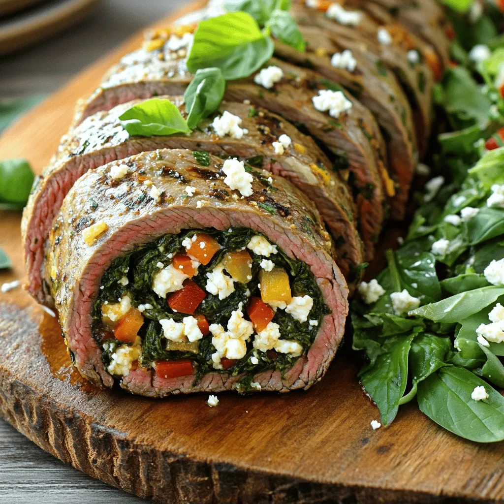 Um eine Flank Steak Roulade zuzubereiten, braucht man frische Zutaten und etwas Geschick. Beginnen wir mit den benötigten Zutaten.