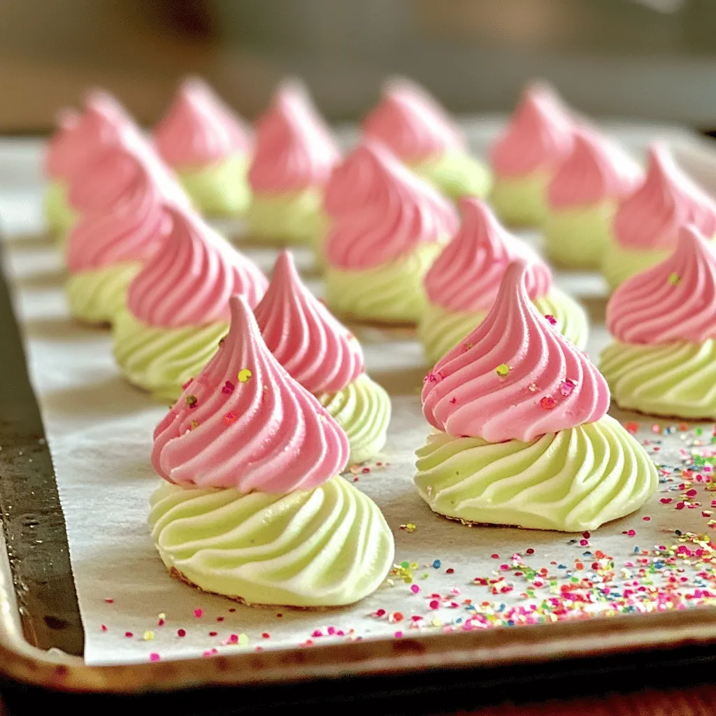 Die Zubereitung von Jello Meringue Cookies ist einfach und macht Spaß. Du kannst mit verschiedenen Farben und Geschmäckern experimentieren. Lass uns die Schritte zusammen durchgehen.