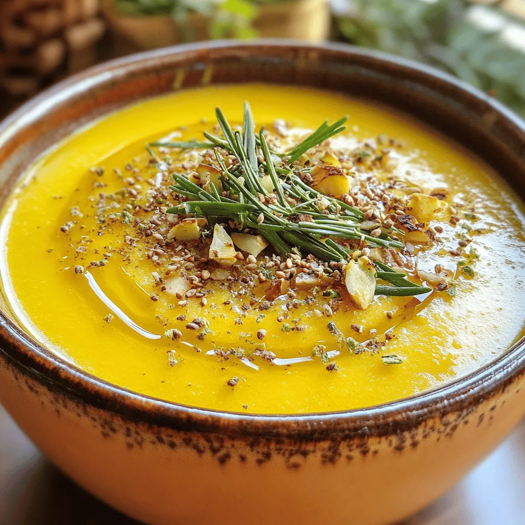 Um eine leckere Kürbiscremesuppe zu machen, brauchst du frische Zutaten. Hier sind die Hauptzutaten für dein Rezept für Kürbiscremesuppe: