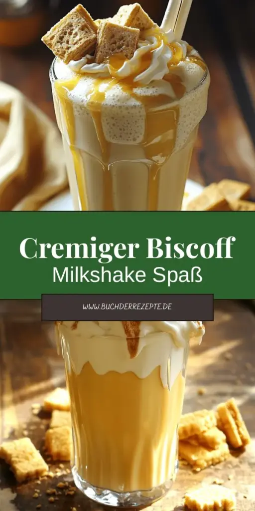 Entdecke das Rezept für einen cremigen Biscoff Cookie Butter Milkshake, das deine Geschmacksnerven verzaubern wird! Mit nur wenigen Zutaten wie Vanilleeis und Biscoff-Keksen kannst du in nur 10 Minuten einen köstlichen Milkshake zubereiten. Füge deine Lieblingsvariationen hinzu und serviere ihn mit kreativen Garnierungen für ein unvergessliches Erlebnis. Klicke hier, um das vollständige Rezept zu entdecken und deinen perfekten Milkshake zu kreieren!