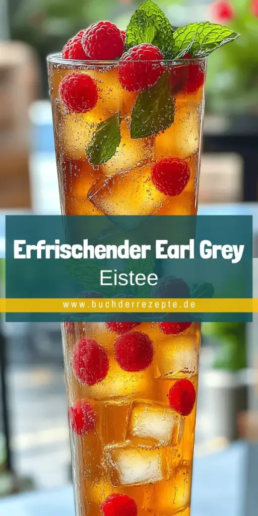 Erlebe den Sommer mit einem köstlichen Earl Grey Himbeer Eistee! In diesem einfachen Rezept erfährst du, wie du mit frischen Himbeeren und aromatischem Earl Grey Tee ein erfrischendes Getränk zubereitest, das perfekt für heiße Tage ist. Mit nur wenigen Zutaten und einfachen Schritten kannst du einen schmackhaften Eistee genießen, der deine Gäste begeistert. Klicke jetzt, um das vollständige Rezept zu entdecken und deinen Sommer zu erfrischen!