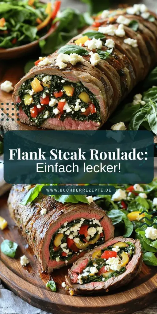 Entdecken Sie, wie Sie eine Flank Steak Roulade einfach und köstlich zubereiten können! Dieses Rezept bietet Ihnen Schritt-für-Schritt-Anleitungen und kreative Füllungsoptionen, die Ihre Gäste begeistern werden. Mit frischen Zutaten und praktischen Tipps wird Ihre Roulade zum Highlight jedes Grillabends. Klicken Sie jetzt und erfahren Sie, wie Sie mit diesen einfachen Techniken zum Grillmeister werden!