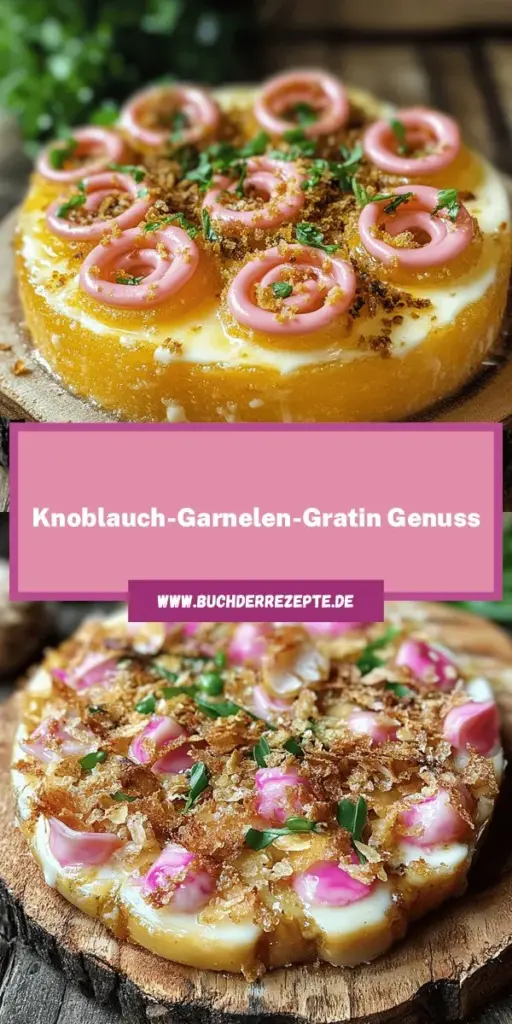 Entdecke das köstliche Knoblauch-Garnelen-Gratin, das einfach zuzubereiten ist und garantiert Eindruck macht! Mit saftigen Garnelen, cremigem Käse und aromatischen Gewürzen kombinierst du Geschmack und Einfachheit in einem Gericht. Lerne die Schritt-für-Schritt-Anleitung und verwandle dein Essen in ein Highlight! Bereit für den Genuss? Klicke hier und entdecke das vollständige Rezept für ein unvergessliches Dinner-Erlebnis!