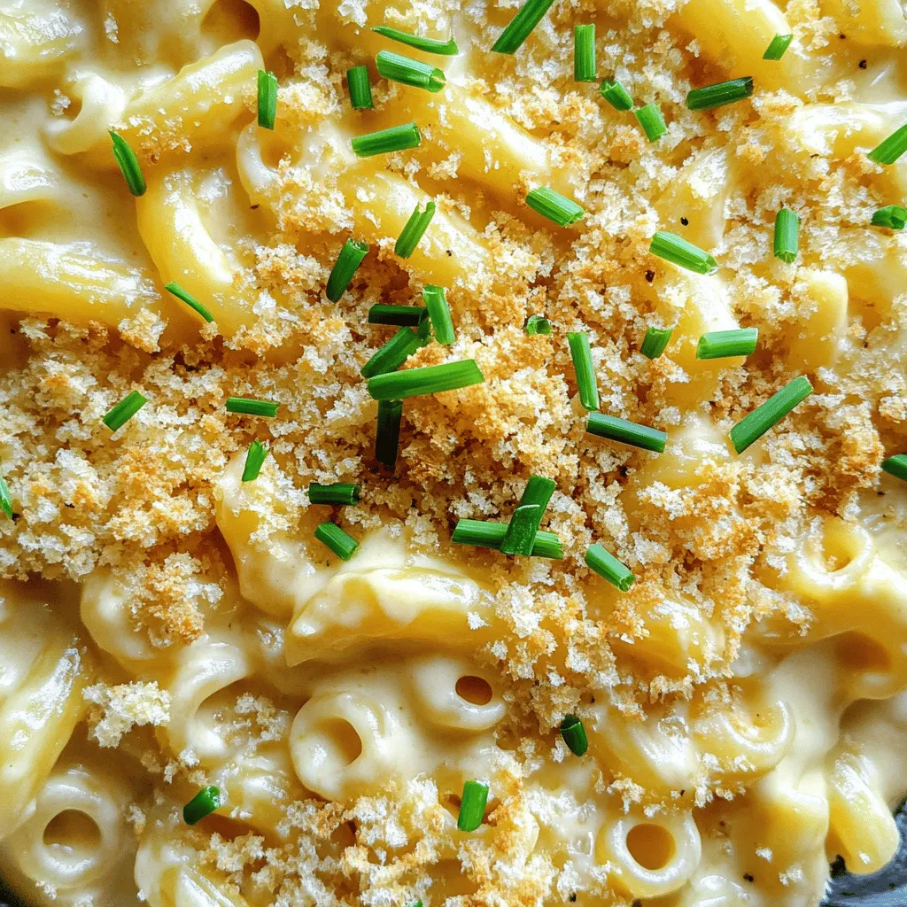 Um Guinness und Irish Cheddar Mac & Cheese zuzubereiten, beginnen wir mit den Zutaten. Du benötigst 250g Makkaroni, 400ml Guinness, 200g scharfen irischen Cheddar, 100g Creme Fraiche, 50g Butter, 50g Mehl, 1 TL Senfpulver, 1 TL Paprikapulver, 1/2 TL Knoblauchpulver sowie Salz und Pfeffer. Optional kannst du auch 50g Panko-Brösel für eine knusprige Kruste verwenden und frischen Schnittlauch für die Garnitur.