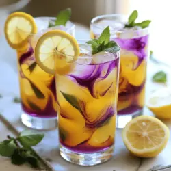 Die Farbänderung in Limonade ist ein faszinierendes Ergebnis von chemischen Reaktionen. Das zentrale Element ist der anthocyaninhaltige Farbstoff. Dieser Farbstoff kommt in vielen Pflanzen vor, wie Rotkohl oder Hibiskus.
