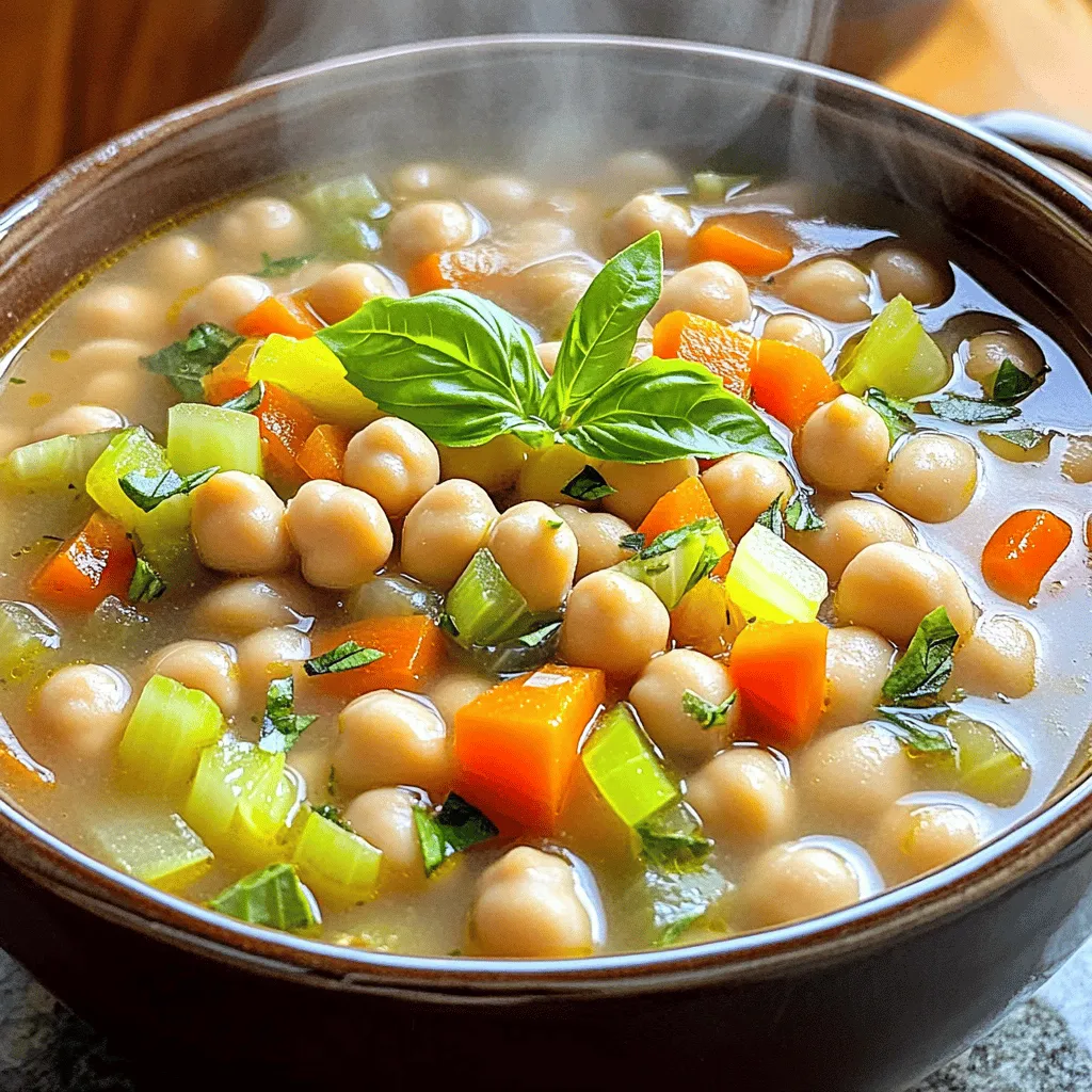 Für meine herzhafte mediterrane Bohnensuppe verwende ich einfache, aber geschmackvolle Zutaten. Die Basis bilden zwei Bohnenarten: weiße Bohnen und Kichererbsen. Diese Bohnen sind nicht nur nahrhaft, sondern sorgen auch für eine tolle Textur. Sie machen die Suppe sättigend und gesund.