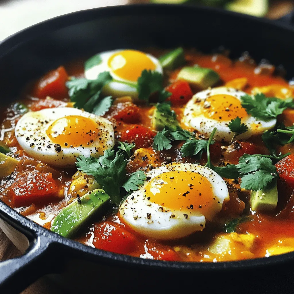 Frühstücks-Chili und Eier ist ein einfaches und nahrhaftes Gericht. Es braucht wenige, aber wichtige Zutaten.