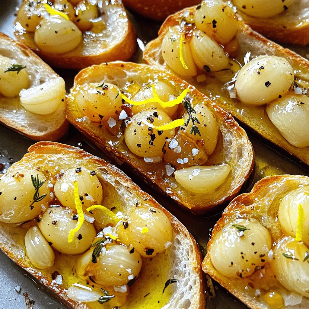 Garlic confit ist eine einfache, aber schmackhafte Vorspeise. Es ist ein Gericht, das viel Geschmack bringt. Hier sind die Schritte zur Zubereitung.