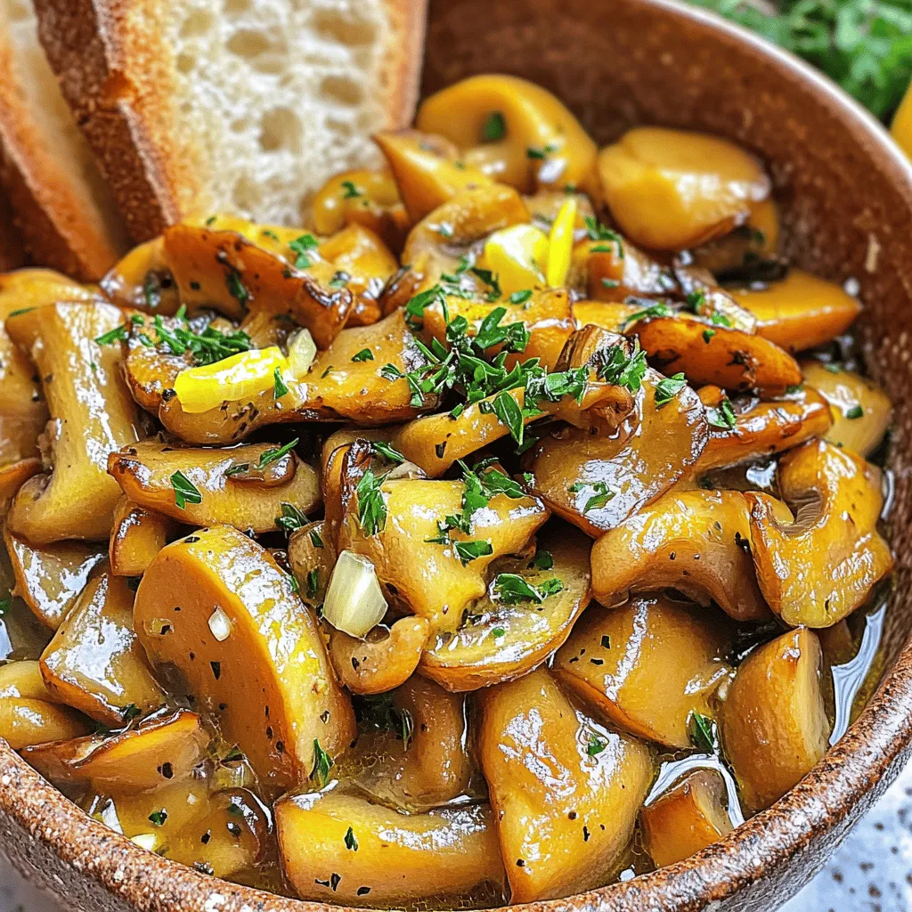 Die Zubereitung von Knoblauchpilzen ist einfach und macht Spaß. Ich liebe es, mit verschiedenen Rezepten zu experimentieren. Ein beliebtes Rezept ist das 15-Minuten Knoblauchbutter-Pilze Rezept. Es ist schnell und lecker.