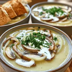 Für die Waldpilzcremesuppe brauchen wir einige frische und schmackhafte Zutaten. Hier ist die Liste: