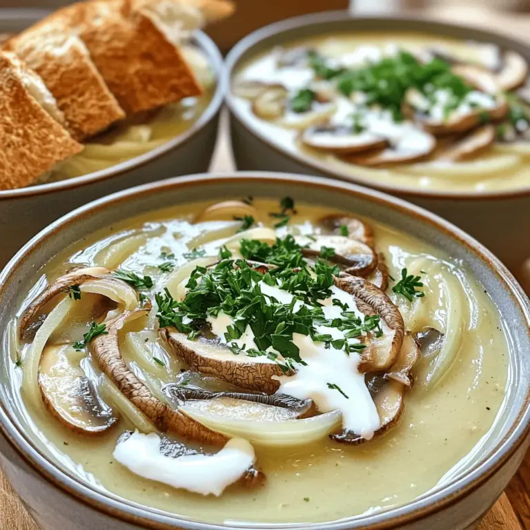 Für die Waldpilzcremesuppe brauchen wir einige frische und schmackhafte Zutaten. Hier ist die Liste: