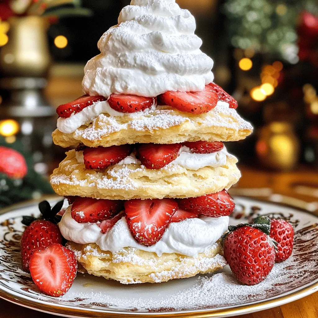 Für ein köstliches Erdbeer-Shortcake brauchst du diese Zutaten: - 250 g frische Erdbeeren, gewaschen und in Scheiben geschnitten - 50 g Zucker (plus mehr zum Bestreuen) - 250 ml Schlagsahne - 1 TL Vanilleextrakt - 240 g Mehl - 50 g Backpulver - 50 g Zucker - 60 g kalte Butter, gewürfelt - 150 ml Milch - Eine Prise Salz