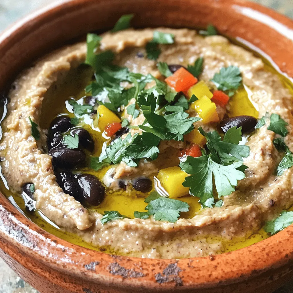 Um einen leckeren Paprika-Bohnen Dip zu machen, brauchst du ein paar einfache Zutaten. Du benötigst: