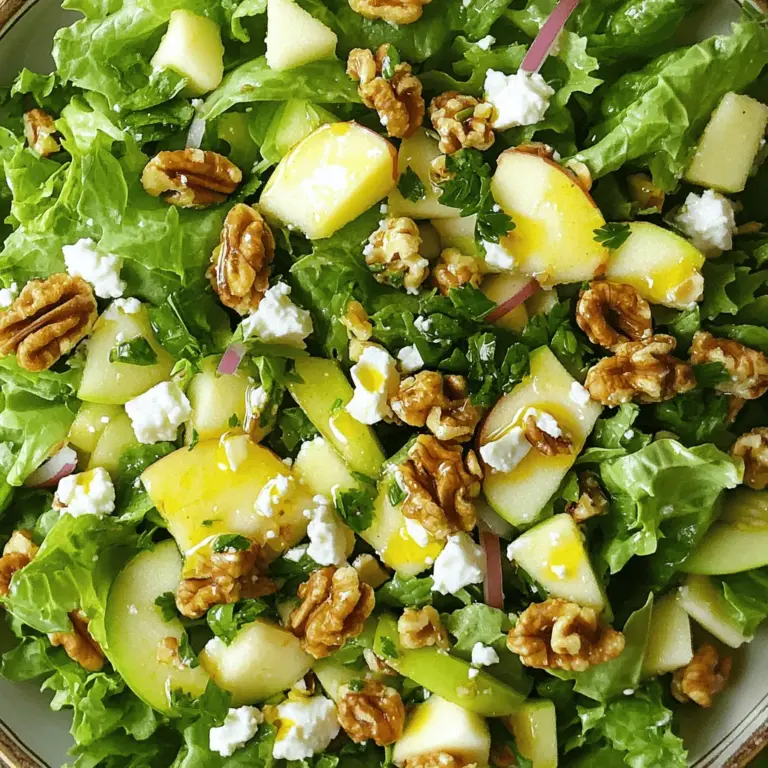 Die Hauptzutaten für einen Walnuss-Salat sind einfach und frisch. Man braucht grob gehackte Walnüsse, frischen Feldsalat und einen großen Apfel. Ein cremiger Feta-Käse bringt Geschmack. Eine kleine rote Zwiebel fügt einen schönen Biss hinzu.