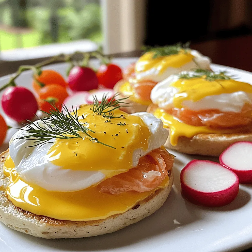 Für ein klassisches Eggs Benedict braucht man nur wenige Zutaten. Du benötigst 4 frische Eier, 2 English Muffins und 4 Scheiben frisch geräucherten Lachs. Diese Zutaten sind einfach und leicht zu finden. Die Hollandaise-Sauce ist der Star des Gerichts. Hierfür braucht man 2 Eigelb, ½ Tasse ungesalzene Butter, 1 Teelöffel Dijon-Senf und 1 Teelöffel Zitronensaft. Vergiss nicht, etwas Salz und Pfeffer hinzuzufügen. Diese Kombination macht das Gericht besonders lecker. Das vollständige Rezept findest du in der [Full Recipe].