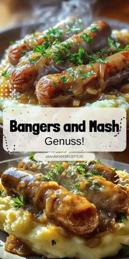 Bangers and Mash mit Zwiebelsoße ist ein köstliches und herzhaftes Gericht, das einfach zuzubereiten ist. Mit saftigen Würstchen, cremigem Kartoffelpüree und einer aromatischen Zwiebelsoße wird es zum perfekten Komfortessen für jeden Anlass. In unserem Blogpost teile ich wertvolle Tipps für die Zubereitung sowie Varianten für verschiedene Geschmäcker. Lass dich inspirieren und entdecke, wie du dieses britische Klassiker selbst zaubern kannst!