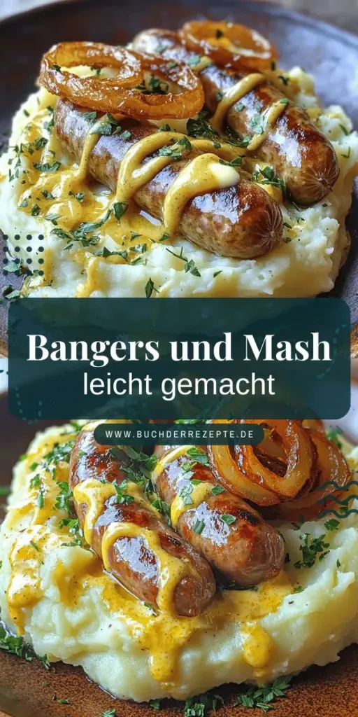 Entdecke das köstliche Rezept für Bangers und Mash, das du ganz einfach selbst zubereiten kannst! Mit groben Bratwürsten und cremigem Kartoffelpüree wird dieses klassische britische Gericht zum Highlight deiner Küche. Egal ob Anfänger oder Profi, lass dich von der Schritt-für-Schritt-Anleitung inspirieren und bring frische Aromen auf den Tisch. Klicke jetzt, um dein neues Lieblingsrezept zu finden und verwöhne dich und deine Familie!