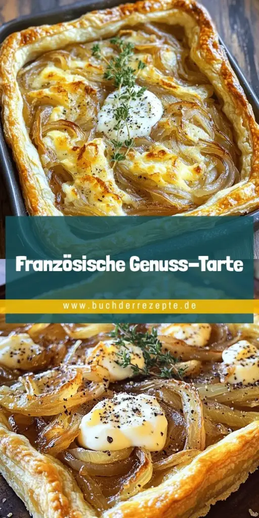 Entdecke die köstliche Welt der Französischen Zwiebeltarte mit diesem unvergleichlichen Rezept! Mit süßen, karamellisierten Zwiebeln und schmelzendem Käse ist jede Scheibe ein Hochgenuss. Egal ob du ein neuer Koch bist oder schon Erfahrung hast, unsere Schritt-für-Schritt-Anleitung und nützliche Tipps helfen dir, die perfekte Tarte zuzubereiten. Klicke jetzt und lass dich von den Aromen Frankreichs verzaubern!
