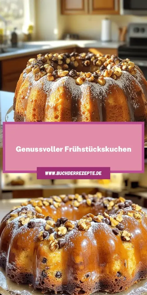 Starten Sie Ihren Tag mit einem köstlichen Frühstücks-Bundt-Kuchen! Dieses einfache Rezept kombiniert Banane, Nüsse und Schokolade und bietet einen unvergleichlichen Geschmack. Egal, ob Sie Profibäcker oder Anfänger sind, ich leite Sie Schritt für Schritt durch den Backprozess. Mit praktischen Tipps und kreativen Variationen können Sie Ihren Kuchen ganz nach Ihrem Geschmack anpassen. Klicken Sie und entdecken Sie das vollständige Rezept für diesen himmlischen Genuss!
