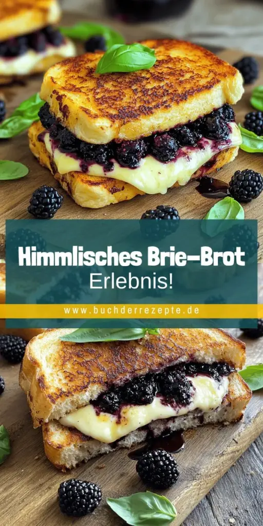 Entdecke das köstliche Rezept für ein Blackberry Balsamico und Brie Gegrilltes Käsebrot, das süße und herzhafte Aromen vereint! Dieses raffinierte Sandwich ist einfach zuzubereiten und perfekt für jeden Anlass. Lerne die besten Zutaten, Zubereitungsschritte und kreative Variationen kennen, um dein Käsebrot neu zu erfinden. Klicke jetzt, um alle Geheimnisse und Tipps zu erfahren und überrascht deine Gäste mit einem einzigartigen Geschmackserlebnis!