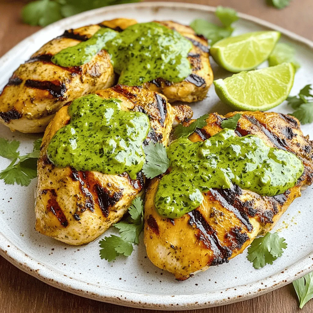 Für das Peruanische Hähnchen benötigst du folgende Zutaten: - 4 Hähnchenbrustfilets, ohne Haut und Knochen - 3 Esslöffel Olivenöl - 2 Teelöffel Knoblauchpulver - 1 Teelöffel Kreuzkümmel - 1 Teelöffel Paprika - Salz und Pfeffer nach Geschmack Diese Zutaten bilden die Basis für ein saftiges und schmackhaftes Hähnchen, das jeder lieben wird. Die cremige grüne Sauce ist einfach und köstlich. Du brauchst: - 1 Tasse frische Korianderblätter - 1 Jalapeño, entkernt (je nach gewünschter Schärfe anpassen) - 1/2 Tasse griechischer Joghurt - 1/4 Tasse Mayonnaise - Saft von 1 Limette - 1/4 Teelöffel schwarzer Pfeffer Diese Sauce bringt das Gericht auf das nächste Level. Die frischen Kräuter und der Joghurt sorgen für eine tolle Konsistenz. Die Marinade ist wichtig für den Geschmack. Du mischst Olivenöl, Knoblauchpulver, Kreuzkümmel, Paprika, Salz und Pfeffer in einer Schüssel. Die Hähnchenbrustfilets sollten gut mit der Marinade bedeckt sein. Lass sie mindestens 30 Minuten im Kühlschrank marinieren. Ich empfehle, sie bis zu 2 Stunden ziehen zu lassen. So wird das Hähnchen besonders zart und aromatisch. Wenn du mehr über die Zubereitung erfahren möchtest, schau dir das [Full Recipe] an. Um das Hähnchen zu marinieren, nehmen Sie eine mittelgroße Schüssel. Vermischen Sie darin Olivenöl, Knoblauchpulver, Kreuzkümmel, Paprika, Salz und Pfeffer. Diese Mischung gibt dem Hähnchen tollen Geschmack. Fügen Sie die Hähnchenbrustfilets hinzu. Stellen Sie sicher, dass sie gleichmäßig mit der Marinade bedeckt sind. Decken Sie die Schüssel ab und stellen Sie sie für mindestens 30 Minuten in den Kühlschrank. Wenn Sie mehr Geschmack wollen, lassen Sie das Hähnchen bis zu 2 Stunden marinieren. Heizen Sie Ihren Grill oder eine Pfanne bei mittlerer bis hoher Hitze vor. Nehmen Sie das Hähnchen aus der Marinade. Lassen Sie die überschüssige Marinade abtropfen. Braten oder grillen Sie die Hähnchenbrustfilets jeweils etwa 6-7 Minuten pro Seite. Achten Sie darauf, dass die Innentemperatur 75°C (165°F) erreicht. Nach dem Garen legen Sie das Hähnchen auf einen Teller. Lassen Sie es 5 Minuten ruhen, bevor Sie es in Scheiben schneiden. Für die cremige grüne Sauce benötigen Sie einen Mixer oder eine Küchenmaschine. Geben Sie frische Korianderblätter, Jalapeño, griechischen Joghurt, Mayonnaise, Limettensaft und schwarzen Pfeffer hinein. Pürieren Sie alles gut, bis die Mischung glatt und cremig ist. Probieren Sie die Sauce und passen Sie die Gewürze nach Ihrem Geschmack an. Diese Sauce ist der Star des Gerichts und macht es besonders lecker. Für das gesamte Rezept können Sie die [Full Recipe] ansehen. Um die Marinade perfekt zu machen, sollten Sie frische Zutaten verwenden. Mischen Sie Olivenöl, Knoblauchpulver, Kreuzkümmel, Paprika, Salz und Pfeffer gut. Diese Gewürze geben dem Hähnchen viel Geschmack. Lassen Sie das Hähnchen mindestens 30 Minuten marinieren. Je länger, desto besser! Zwei Stunden im Kühlschrank reichen aus, um die Aromen tief eindringen zu lassen. Grillen oder Braten kann das Hähnchen saftig machen. Wenn Sie grillen, heizen Sie den Grill gut vor. Legen Sie das Hähnchen auf den Grill und lassen Sie es in Ruhe. Wenden Sie es nach 6-7 Minuten. Verwenden Sie einen Fleischthermometer, um sicherzustellen, dass die Innentemperatur 75°C erreicht. Wenn Sie braten, nutzen Sie eine Pfanne mit etwas Öl. Achten Sie darauf, die Temperatur nicht zu hoch zu halten, damit das Hähnchen nicht austrocknet. Die grüne Sauce ist leicht scharf, aber Sie können die Schärfe anpassen. Fügen Sie einen ganzen Jalapeño für mehr Hitze hinzu oder verwenden Sie weniger für eine mildere Sauce. Probieren Sie die Sauce, bevor Sie sie servieren. Wenn Sie die Schärfe ganz entfernen wollen, lassen Sie den Jalapeño weg. Für zusätzliche Frische können Sie mehr Koriander oder Limettensaft hinzufügen. {{image_4}} Wenn Sie eine pflanzliche Option suchen, probieren Sie Tofu oder Tempeh. Marinieren Sie diese wie das Hähnchen. Grillen oder braten Sie sie bis sie goldbraun sind. Für eine vegane Sauce ersetzen Sie den Joghurt und die Mayonnaise durch pflanzliche Alternativen. Cashewcreme oder Avocado eignen sich gut. Diese Optionen sind lecker und gesund. Das Gericht passt gut zu verschiedenen Beilagen. Servieren Sie Reis oder Quinoa für einen nahrhaften Zusatz. Ein frischer Salat mit Tomaten und Gurken bringt Farbe auf den Teller. Geröstetes Gemüse, wie Paprika oder Zucchini, ergänzt die Aromen. Tortillas sind auch eine tolle Wahl, um die Sauce zu genießen. Die Zutaten können leicht angepasst werden. Verwenden Sie frischen Basilikum anstelle von Koriander für einen anderen Geschmack. Für eine mildere Sauce können Sie die Jalapeño weglassen oder durch eine süßere Paprika ersetzen. Experimentieren Sie mit verschiedenen Ölen, wie Avocadoöl, für neue Aromen. Jedes Mal wird Ihr Gericht einzigartig. Entdecken Sie die Möglichkeiten mit der [Full Recipe]. Um Reste von Peruanischem Hähnchen mit cremiger grüner Sauce richtig aufzubewahren, lege sie in einen luftdichten Behälter. Achte darauf, dass die Sauce das Hähnchen gut bedeckt. So bleibt das Fleisch saftig und die Sauce frisch. Im Kühlschrank halten sich die Reste bis zu drei Tage. Wenn du mehr Reste hast, kannst du das Hähnchen und die Sauce auch einfrieren. Teile das Hähnchen in Portionen und lege es in Gefrierbeutel. Achte darauf, die Luft herauszudrücken, bevor du sie versiegelst. Für die Sauce kannst du ebenfalls einen separaten Behälter benutzen. So bleibt alles bis zu drei Monate frisch. Um das Hähnchen aufzuwärmen, lege es in eine Pfanne bei niedriger Hitze. Füge ein wenig Wasser oder Brühe hinzu, um das Fleisch saftig zu halten. Decke die Pfanne ab, damit die Wärme gleichmäßig verteilt wird. Die Sauce kannst du in einem kleinen Topf sanft erhitzen. Rühre sie gut um, damit sie cremig bleibt. Das Hähnchen sollte mindestens 30 Minuten marinieren. So zieht der Geschmack gut ein. Ideal ist es, wenn du es bis zu 2 Stunden im Kühlschrank lässt. Dadurch wird das Hähnchen saftiger und aromatischer. Wenn du mehr Zeit hast, mariniere es über Nacht. Das bringt den Geschmack auf ein neues Level. Ja, du kannst die cremige grüne Sauce im Voraus machen. Sie bleibt bis zu drei Tage frisch im Kühlschrank. Das spart Zeit am Tag des Kochens. Bereite sie einfach in einem Mixer zu und bewahre sie in einem luftdichten Behälter auf. Rühre die Sauce vor dem Servieren gut durch. So bleibt sie schön cremig. Zu peruanischem Hähnchen passen viele Beilagen. Hier sind einige Ideen: - Reis oder Quinoa für eine nahrhafte Basis - Gegrilltes Gemüse für mehr Farbe und Geschmack - Ein frischer Salat zur Ergänzung der Aromen - Pommes oder Tortillas für einen knusprigen Crunch Diese Beilagen harmonieren gut mit dem Hähnchen und der Sauce. Du kannst sie je nach Lust und Laune anpassen. Zusammenfassend haben wir die Hauptzutaten für das peruanische Hähnchen besprochen. Ich habe erklärt, wie man die cremige grüne Sauce zubereitet und das Hähnchen perfekt mariniert. Tipps und Tricks helfen, den Geschmack zu verbessern, und ich habe Variationen für vegane Alternativen aufgezeigt. Achten Sie auf die Lagerung, um die Reste frisch zu halten. Experimentieren Sie mit der Marinade und Sauce. Kochen macht Spaß und bietet viele Möglichkeiten! Genießen Sie Ihr Gericht!