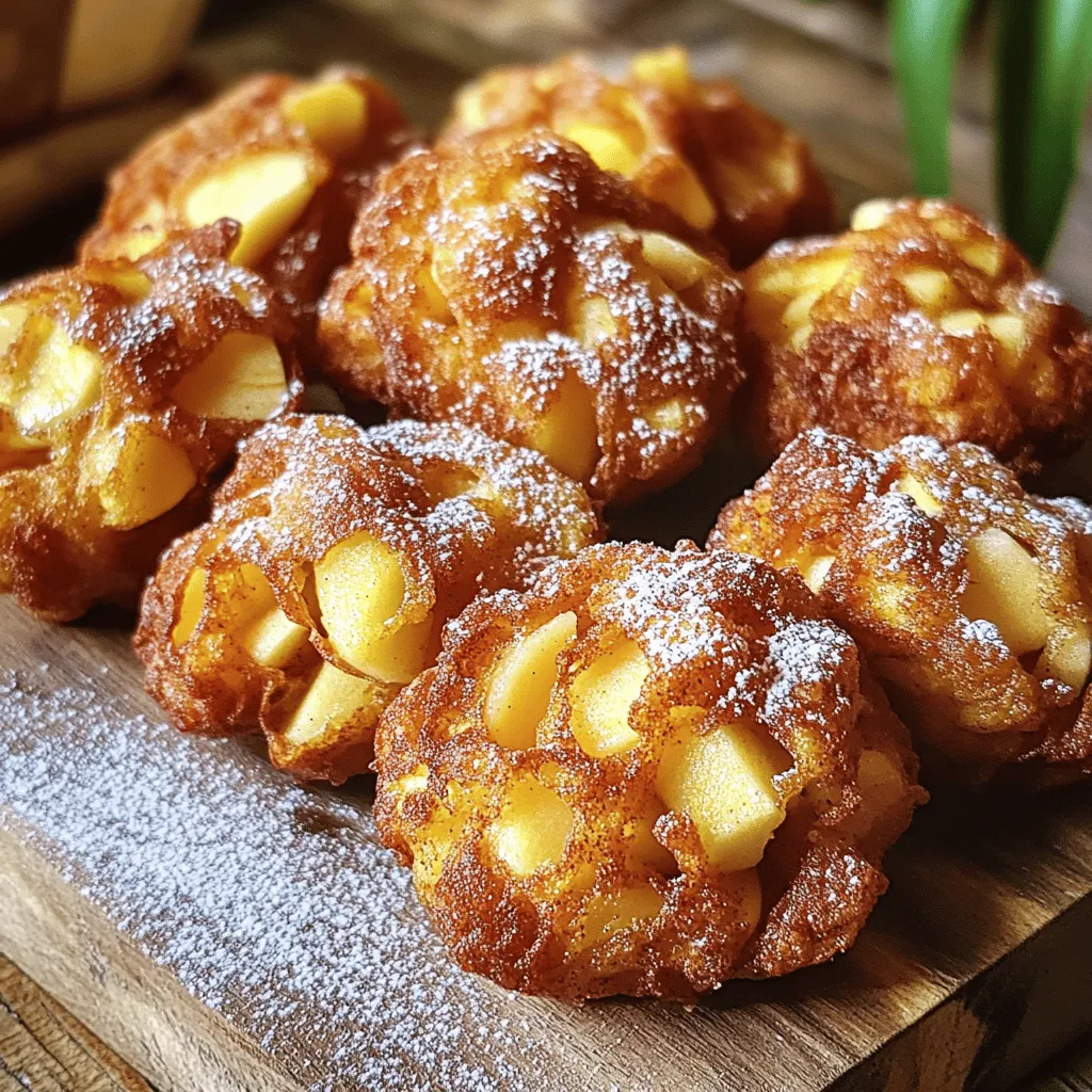 Um die perfekten Apfel Fritter Bites zuzubereiten, folgen Sie diesen einfachen Schritten. Zuerst benötigen Sie zwei große Äpfel. Schälen und würfeln Sie sie in kleine Stücke. Diese Apfelstücke geben den Bissen eine fruchtige Süße.
