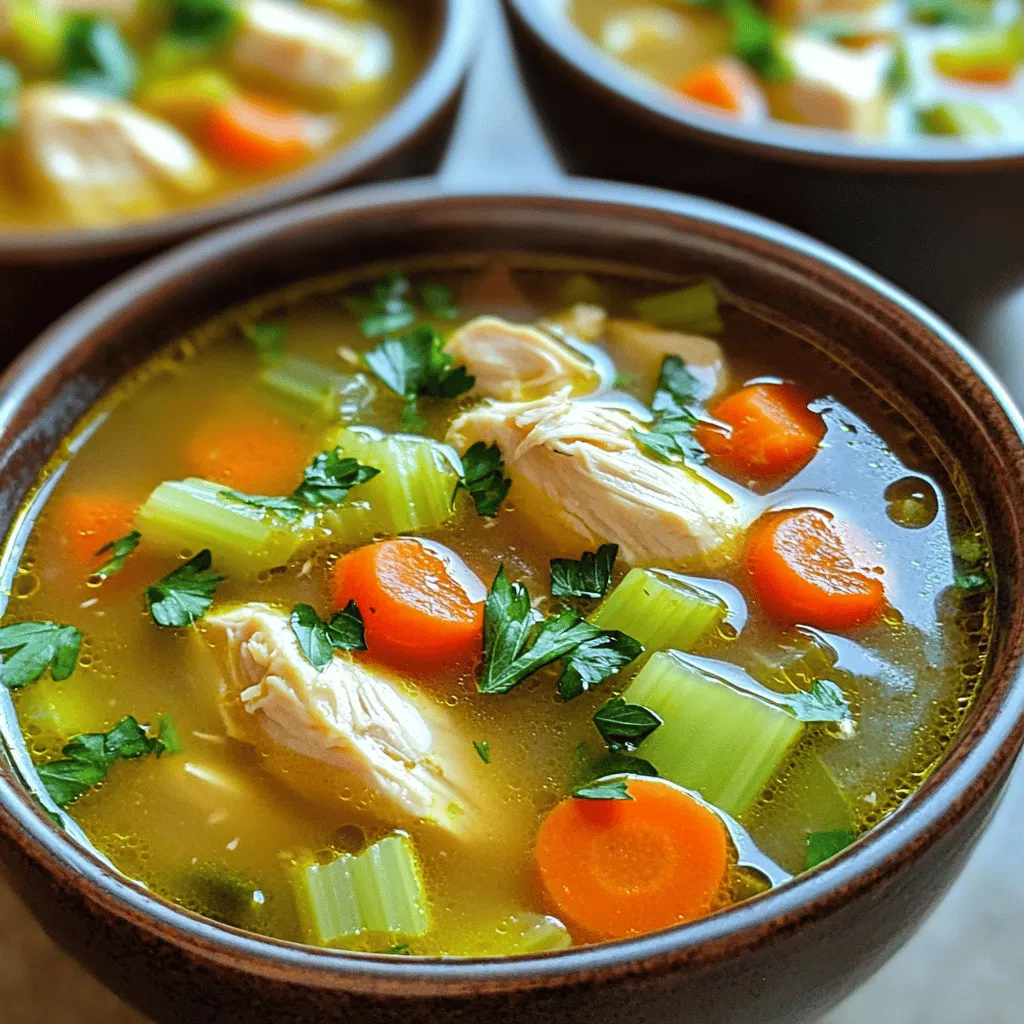 Eine klassische Hühnersuppe macht man einfach. Du brauchst frische Zutaten und etwas Zeit. Eine gute Basis sind Hähnchenbrustfilets, Zwiebeln, Karotten und Sellerie. Diese Zutaten geben der Suppe viel Geschmack.