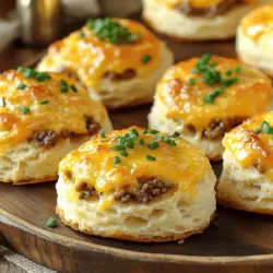 Hier sind die Zutaten, die Sie für Beef and Cheese Butter Swim Biscuits brauchen: