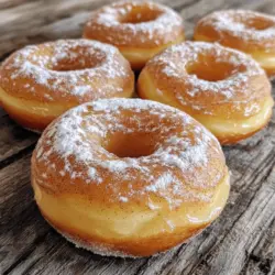 Um leckere gewürzte Apfelmost-Donuts zu backen, brauchst du folgende Zutaten: - 2 Tassen Apfelmost - 2 Tassen Weizenmehl - 1 Tasse Kristallzucker - 1/2 Tasse ungesalzene Butter, geschmolzen - 2 große Eier - 1 Teelöffel Backpulver - 1/2 Teelöffel Natron - 1 Teelöffel gemahlener Zimt - 1/2 Teelöffel gemahlene Muskatnuss - 1/4 Teelöffel gemahlener Ingwer - 1/4 Teelöffel Salz - 1 Teelöffel Vanilleextrakt - 1/2 Tasse Puderzucker (zum Bestäuben) Diese Zutaten bringen den Geschmack von Herbst in deine Küche. Der Apfelmost gibt den Donuts eine tolle Süße und Feuchtigkeit. Die Gewürze machen sie besonders aromatisch. Falls du eine Zutat nicht hast, gibt es gute Alternativen: - Verwende statt Weizenmehl Mandelmehl für eine glutenfreie Option. - Nutze Honig oder Ahornsirup anstelle von Kristallzucker für eine natürliche Süße. - Du kannst auch Kokosöl anstelle von Butter verwenden, wenn du eine milchfreie Option möchtest. - Für die Eier kannst du Apfelmus oder eine zerdrückte Banane nutzen, um den Teig zu binden. Beachte, dass diese Donuts Gluten und Milch enthalten. Wenn du Allergien hast, wähle die passenden Ersatzstoffe. - Glutenfreie Mehle sind eine gute Wahl für Menschen mit Zöliakie. - Für Veganer sind Apfelmus und pflanzliche Fette hilfreich. - Achte beim Kauf von Zutaten auf mögliche Allergene. Wenn du diese Punkte beachtest, kannst du sicherstellen, dass jeder die Donuts genießen kann! Mehr Details findest du in der [Full Recipe]. Zuerst musst du den Apfelmost in einem Kochtopf erhitzen. Erhitze ihn bei mittlerer Hitze, bis er auf eine Tasse reduziert ist. Das dauert etwa 15 bis 20 Minuten. Lass den reduzierten Most danach etwas abkühlen. Währenddessen heizt du den Ofen auf 175°C vor und fette eine Donutform ein. In einer großen Rührschüssel vermischst du die trockenen Zutaten. Das sind Weizenmehl, Kristallzucker, Backpulver, Natron, Zimt, Muskatnuss und Salz. In einer anderen Schüssel rührst du die geschmolzene Butter, den abgekühlten Apfelmost, die Eier und den Vanilleextrakt glatt. Gib die feuchten Zutaten zu den trockenen Zutaten. Mische alles vorsichtig, bis es gerade so zusammenkommt. Fülle den Teig in die Donutform, sodass jede Vertiefung zwei Drittel voll ist. Backe die Donuts 10 bis 12 Minuten. Ein Zahnstocher sollte sauber herauskommen. Lass die Donuts fünf Minuten in der Form abkühlen. Danach lege sie auf ein Kuchenrost, um vollständig abzukühlen. Vor dem Servieren bestäube die Donuts mit Puderzucker. Du kannst sie auf einem hübschen Teller anrichten und mit dünnen Apfelscheiben und einer Prise Zimt garnieren. So sieht alles festlich aus. Ein häufiger Fehler ist, den Teig zu lange zu mischen. Das macht die Donuts zäh. Mischen Sie nur, bis alles gerade verbunden ist. Ein weiterer Fehler ist, den Apfelmost nicht zu reduzieren. Dies gibt den Donuts mehr Geschmack. Achten Sie auch darauf, den Ofen richtig vorzuheizen. Ein kalter Ofen kann die Backzeit verlängern. Die Backzeit für die Donuts beträgt 10 bis 12 Minuten. Prüfen Sie mit einem Zahnstocher, ob sie fertig sind. Der Zahnstocher sollte sauber herauskommen. Wenn die Donuts zu lange backen, werden sie trocken. Wenn sie zu kurz backen, sind sie innen noch nass. Achten Sie darauf, die Donuts nach dem Backen nicht zu lange in der Form zu lassen. Fünf Minuten reichen, dann ab auf das Kuchenrost! Um den Teig zu verbessern, fügen Sie mehr Gewürze hinzu. Ein wenig mehr Zimt oder Muskatnuss bringt einen tollen Geschmack. Sie können auch Nüsse oder Schokolade in den Teig geben. Diese Zutaten machen die Donuts noch spannender. Eine Prise Salz hebt den Geschmack hervor. Für mehr Frische können Sie auch etwas Apfelstückchen in den Teig mischen. So wird jeder Biss lecker! Für das vollständige Rezept, schauen Sie sich die [Full Recipe] an. {{image_4}} Wenn du eine vegane Version der gewürzten Apfelmost-Donuts zubereiten möchtest, gibt es einfache Alternativen. - Ersetze die Eier durch Apfelmus oder Leinsamen. - Verwende pflanzliche Butter anstelle von ungesalzener Butter. - Achte darauf, dass der Apfelmost ohne tierische Inhaltsstoffe ist. Diese Änderungen machen die Donuts leicht vegan und ebenso lecker. Für eine glutenfreie Variante kannst du die Weizenmehl durch eine glutenfreie Mischung ersetzen. - Nutze z. B. Reismehl oder eine spezielle glutenfreie Backmischung. - Achte darauf, dass die anderen Zutaten ebenfalls glutenfrei sind. Diese Anpassungen sorgen dafür, dass auch glutenempfindliche Menschen die Donuts genießen können. Experimentiere mit verschiedenen Geschmacksrichtungen, um die Donuts einzigartig zu machen. - Füge Schokoladenstückchen oder Nüsse hinzu für mehr Textur. - Probiere auch, verschiedene Gewürze wie Kardamom oder Nelken zu verwenden. - Für eine fruchtige Note, füge kleine Stücke von getrockneten Äpfeln in den Teig. Jede dieser Variationen wird die Donuts zu einem besonderen Genuss machen. Schau dir das [Full Recipe] an, um die Grundzubereitung zu sehen. Nach dem Backen sollten die Donuts abgekühlt werden. Legen Sie sie in einen luftdichten Behälter. Dies hält sie frisch. Bewahren Sie die Donuts im Kühlschrank auf, wenn Sie sie länger aufbewahren möchten. So bleiben sie bis zu einer Woche genießbar. Achten Sie darauf, die Donuts nicht übereinander zu stapeln. So verhindern Sie, dass sie zusammenkleben. Wenn Sie die Donuts länger aufbewahren wollen, frieren Sie sie ein. Lassen Sie die Donuts zuerst vollständig abkühlen. Wickeln Sie jeden Donut in Frischhaltefolie ein. Legen Sie die eingewickelten Donuts dann in einen Gefrierbeutel. So bleiben sie bis zu drei Monate frisch. Wenn Sie bereit sind, sie zu essen, nehmen Sie sie einfach heraus und lassen Sie sie bei Raumtemperatur auftauen. Die Haltbarkeit der Donuts variiert. Frisch gebackene Donuts bleiben bei Raumtemperatur etwa 2 Tage gut. Im Kühlschrank können sie bis zu einer Woche haltbar sein. Im Gefrierschrank bleiben sie bis zu drei Monate frisch. Achten Sie darauf, die Donuts gut zu verpacken, um Gefrierbrand zu vermeiden. Mit diesen Tipps genießen Sie die gewürzten Apfelmost-Donuts immer frisch und lecker! Gewürzte Apfelmost-Donuts sind in vielen Bäckereien und Cafés erhältlich. Suchen Sie in Ihrer Nähe nach einem Laden, der frische Donuts anbietet. Manchmal finden Sie diese Donuts auch in speziellen Märkten zur Erntezeit. Wenn Sie es vorziehen, selbst zu backen, finden Sie das vollständige Rezept weiter oben. Ein Donut hat ungefähr 150 bis 200 Kalorien. Der genaue Wert hängt von der Größe und den Zutaten ab. Wenn Sie weniger Zucker oder Fett verwenden, können Sie die Kalorienzahl senken. Achten Sie jedoch darauf, dass der Geschmack nicht leidet! Ja, Sie können Apfelmost leicht selbst machen! Schneiden Sie frische Äpfel in Stücke und geben Sie sie in einen Topf. Fügen Sie Wasser hinzu und kochen Sie die Äpfel weich. Danach pürieren Sie die Mischung und seihen sie durch ein feines Sieb. So erhalten Sie frischen Apfelmost, perfekt für Ihre Donuts! Gewürzte Apfelmost-Donuts sind lecker und einfach zuzubereiten. Wir haben Zutaten, Schritte und Tipps behandelt. Du hast gelernt, wie man Mistakes vermeidet und verschiedene Variationen ausprobiert. Denke auch an die Lagerung, um die Frische zu erhalten. Nutze diese Informationen, um zauberhafte Donuts zu machen. Sie sind ein Hit bei jedem Anlass. Ich hoffe, du probierst es aus und genießt diese tollen Leckereien!
