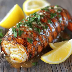 - 2 Langustenschwänze, aufgetaut, falls gefroren - 4 Esslöffel ungesalzene Butter - 4 Knoblauchzehen, fein gehackt - 120 ml Schlagsahne - 1 Teelöffel Zitronensaft - 1 Teelöffel geräuchertes Paprikapulver - Salz und schwarzer Pfeffer nach Geschmack - Frischer Petersilie, gehackt (zum Garnieren) - Zitronenspalten (zum Servieren) Die Wahl frischer Langustenschwänze ist sehr wichtig. Achte darauf, dass sie fest sind und gut riechen. Frische Langustenschwänze haben eine klare und glänzende Schale. Wenn du gefrorene verwendest, tau sie langsam im Kühlschrank auf. Das verhindert, dass das Fleisch zäh wird. Um die Langustenschwänze vorzubereiten, benutze Küchenscheren. Schneide die Oberseite jedes Schwanzes vorsichtig auf. Achte darauf, die Schale nicht zu verletzen. Ziehe die Schale sanft auseinander, um das Fleisch freizulegen. Hebe das Langustenfleisch leicht an, während es an der Basis bleibt. So wird es beim Backen zart und saftig. Frische Zutaten machen einen großen Unterschied. Wähle ungesalzene Butter für den besten Geschmack. Der Knoblauch sollte frisch und fest sein. Schlagsahne gibt der Sauce eine schöne Cremigkeit. Verwende frische Petersilie für die Garnitur. Sie bringt Farbe und Geschmack. Denke daran, die Zitrone frisch zu pressen. Der Saft sollte klar und hell sein. So bleibt das Aroma lebendig und frisch. Wenn du diese Tipps beachtest, wird dein Gericht köstlich. Es wird deine Gäste beeindrucken. Du kannst das Rezept auch [Full Recipe] nennen, um die Zubereitung zu zeigen. Heizen Sie Ihren Ofen auf 190°C vor. Dies ist wichtig, um die Langustenschwänze gleichmäßig zu garen. Nehmen Sie Küchenscheren und schneiden Sie vorsichtig die Oberseite jedes Langustenschwanzes auf. Achten Sie darauf, die Schale nicht zu zerreißen. Ziehen Sie die Schale sanft auseinander, um das Fleisch freizulegen. Heben Sie das Langustenfleisch etwas über die Schale, während es an der Basis noch befestigt bleibt. Legen Sie die Langustenschwänze mit der Fleischseite nach oben auf ein Backblech. So kann die Hitze gut zirkulieren. In einem kleinen Topf schmelzen Sie 4 Esslöffel ungesalzene Butter bei mittlerer Hitze. Fügen Sie 4 fein gehackte Knoblauchzehen hinzu und braten Sie sie 1-2 Minuten an, bis sie duften. Rühren Sie 120 ml Schlagsahne, 1 Teelöffel Zitronensaft und 1 Teelöffel geräuchertes Paprikapulver ein. Lassen Sie die Sauce 3-4 Minuten kochen, bis sie leicht eindickt. Schmecken Sie die Sauce mit Salz und schwarzem Pfeffer ab. Gießen Sie die cremige Knoblauch-Butter-Mischung gleichmäßig über die Langustenschwänze. So wird das Fleisch schön ummantelt. Backen Sie die Langustenschwänze im vorgeheizten Ofen für 12-15 Minuten. Achten Sie darauf, dass das Langustenfleisch undurchsichtig und durchgegart ist. Nach dem Backen nehmen Sie die Langustenschwänze aus dem Ofen. Lassen Sie sie ein paar Minuten ruhen, bevor Sie sie servieren. Garnieren Sie die Langusten mit frisch gehackter Petersilie. Servieren Sie sie mit Zitronenspalten an der Seite. So bringen Sie frische Aromen auf den Tisch. Weitere Details finden Sie in der Vollständigen Rezept. Die Garzeit ist entscheidend für Langustenschwänze. Sie brauchen 12 bis 15 Minuten im Ofen. Achte darauf, dass das Fleisch undurchsichtig wird, um sicherzustellen, dass es durch ist. Überprüfe die Langusten nach 12 Minuten. Wenn sie noch durchsichtig sind, lasse sie noch etwas weiter garen. Die richtige Garzeit macht den Unterschied zwischen zartem und zähem Fleisch. Die cremige Knoblauch-Butter-Sauce ist der Star dieses Gerichts. Du kannst sie verfeinern, indem du frische Kräuter wie Thymian oder Dill hinzufügst. Ein Spritzer Weißwein bringt Frische und Tiefe. Für mehr Schärfe füge eine Prise Cayennepfeffer hinzu. Diese einfachen Schritte heben den Geschmack der Sauce und machen sie noch köstlicher. Experimentiere mit verschiedenen Zutaten, um deine perfekte Mischung zu finden. Manchmal kann beim Kochen etwas schiefgehen. Wenn die Sauce zu dick wird, füge einen Schuss Brühe oder Sahne hinzu. Ist sie zu dünn, lasse sie länger köcheln. Achte darauf, die Langustenschwänze nicht zu übergaren, da sie sonst zäh werden. Wenn du beim Servieren Schwierigkeiten hast, versuche, die Langusten auf einem großen Teller zu präsentieren. Eine schöne Dekoration mit frischen Kräutern macht das Gericht ansprechend. Für das vollständige Rezept schau dir die Anleitung für die cremige Knoblauch-Butter-Langusten an. {{image_4}} Um deine cremigen Knoblauch-Butter-Langusten zu variieren, kannst du verschiedene Zutaten verwenden. Zum Beispiel, füge frische Kräuter wie Thymian oder Dill hinzu. Diese Kräuter bringen einen neuen Geschmack. Du kannst auch verschiedene Käsesorten wie Parmesan oder Feta für extra Geschmack verwenden. Ein Spritzer Weißwein in die Sauce kann den Geschmack noch mehr verbessern. Jedes Mal erhältst du ein neues Erlebnis. Beilagen sind wichtig, um dein Gericht zu ergänzen. Ein frischer grüner Salat passt perfekt dazu. Du kannst auch gebratene Spargelspitzen oder geröstete Kartoffeln als Beilage wählen. Diese bringen eine schöne Balance zu den Langusten. Einige Reisgerichte, wie Zitronenreis, runden dein Essen ab. Sie sind einfach zuzubereiten und sehr lecker. Wenn du eine vegetarische Variante suchst, kann die Sauce leicht angepasst werden. Ersetze die Butter durch pflanzliche Margarine. Nutze Gemüsebrühe anstelle von Schlagsahne für eine leichtere Sauce. Du kannst auch Cashewcreme verwenden, um eine reichhaltige Textur zu erreichen. Diese vegane Sauce gibt den gleichen tollen Geschmack. So bleibt dein Gericht köstlich und jeder kann genießen. Wenn Sie Reste von cremigen Knoblauch-Butter-Langusten haben, lagern Sie sie gut. Wickeln Sie die Langustenschwänze in Frischhaltefolie oder legen Sie sie in einen luftdichten Behälter. So bleibt das Fleisch frisch und lecker. Lagern Sie die Reste im Kühlschrank. Um die übrig gebliebenen Langustenschwänze aufzuwärmen, nutzen Sie den Ofen. Heizen Sie ihn auf 180°C vor. Legen Sie die Langustenschwänze auf ein Backblech und decken Sie sie mit Folie ab. So bleibt das Fleisch saftig. Backen Sie sie für etwa 10 Minuten. Alternativ können Sie die Langustenschwänze auch in der Mikrowelle aufwärmen. Stellen Sie sie auf einen mikrowellengeeigneten Teller und erwärmen Sie sie kurz. Im Kühlschrank halten die Reste etwa 2-3 Tage. Achten Sie darauf, sie gut zu verpacken. Im Gefrierschrank können Sie die Langustenschwänze bis zu 2 Monate lagern. Denken Sie daran, die Reste zuerst abzukühlen, bevor Sie sie einfrieren. So bleibt der Geschmack und die Textur erhalten. Wenn Sie bereit sind, sie zu genießen, tauen Sie die Langustenschwänze über Nacht im Kühlschrank auf. Die Garzeit für Langustenschwänze beträgt 12 bis 15 Minuten im Ofen. Ich empfehle, sie bei 190°C zu backen. Das Fleisch sollte undurchsichtig und fest sein. Überprüfen Sie, dass die Innentemperatur bei 60°C liegt. So sind sie perfekt gegart. Ja, gefrorene Langustenschwänze sind eine gute Wahl. Lassen Sie sie zuerst im Kühlschrank über Nacht auftauen. So bleibt das Fleisch zart. Wenn Sie es eilig haben, können Sie sie auch in kaltem Wasser auftauen. Dies geht schneller, ist aber nicht die beste Methode. Um die Sauce noch cremiger zu machen, fügen Sie mehr Schlagsahne hinzu. Sie können auch etwas Frischkäse oder Mascarpone einrühren. Das macht die Sauce reichhaltiger und verleiht ihr eine tolle Textur. Achten Sie darauf, die Sauce gut umzurühren, um eine gleichmäßige Konsistenz zu erreichen. Zu diesen leckeren Langustenschwänzen passen viele Beilagen gut. Hier sind einige meiner Favoriten: - Knoblauchbrot: Es saugt die köstliche Sauce auf. - Frischer Salat: Ein leichter Salat bringt Farbe auf den Teller. - Gebratene grüne Bohnen: Diese sind knackig und gesund. - Reis oder Pasta: Beides harmoniert super mit der Sauce. Für die vollständige Zubereitung schauen Sie sich das [Full Recipe] an. Diese Anleitung zeigt, wie man leckere cremige Knoblauch-Butter-Langusten zubereitet. Wir haben die besten Zutaten, Zubereitungsschritte und nützliche Tipps behandelt. Vergessen Sie nicht, frische Produkte zu wählen und die Garzeit genau einzuhalten. Variieren Sie das Rezept nach Ihrem Geschmack, um neue Ideen zu entdecken. Denken Sie an die korrekte Aufbewahrung, damit auch Reste köstlich bleiben. Genießen Sie Ihr Gericht und beeindrucken Sie Ihre Gäste mit Ihren Kochkünsten!