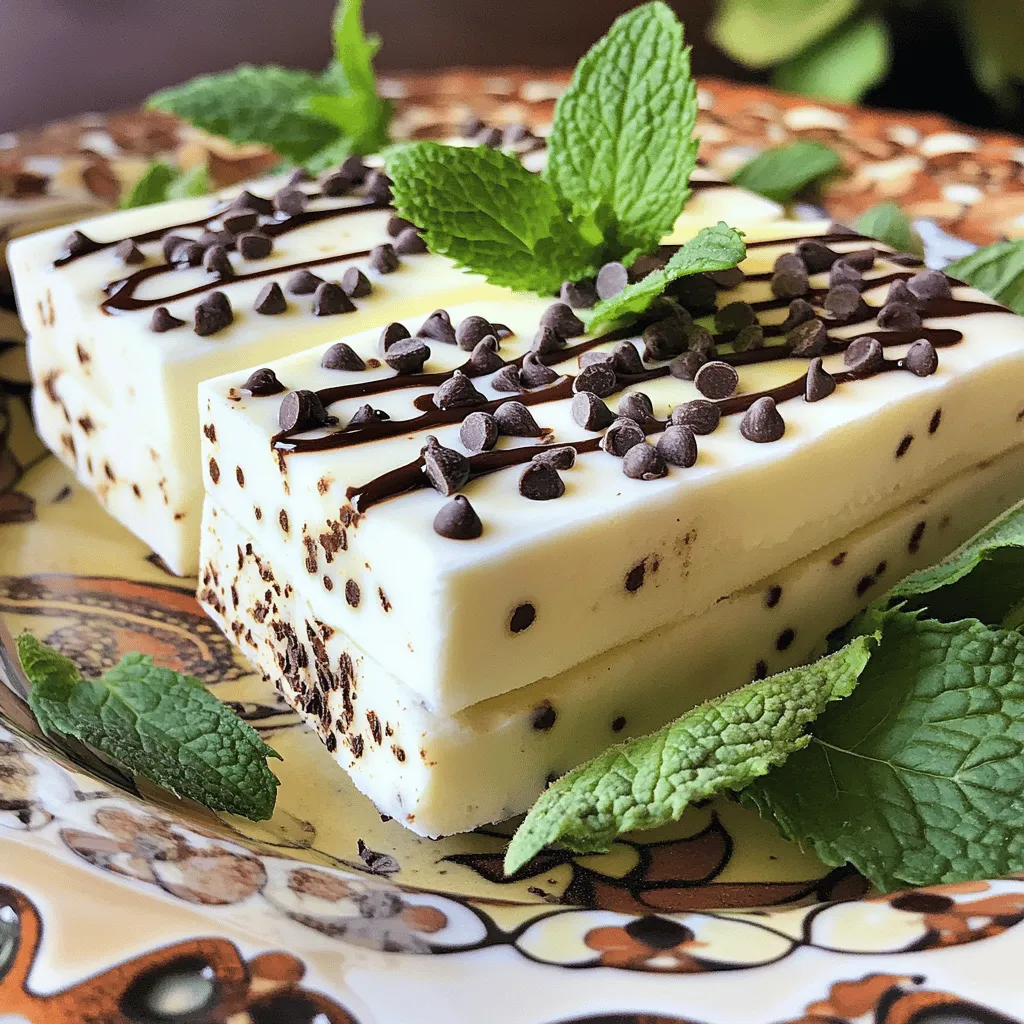 Für diese leckeren Schokoladen-Minz-Joghurt-Pops brauchst du einige Hauptzutaten. Sie sind einfach zu finden und machen die Pops lecker und frisch. Hier sind die Zutaten, die du benötigst: - 2 Tassen griechischer Joghurt (natur) - 1/3 Tasse Honig oder Ahornsirup - 1 Teelöffel reiner Pfefferminzextrakt - 1/2 Teelöffel Vanilleextrakt - 1/2 Tasse Mini-Schokoladenstückchen - Eine Prise Salz Joghurt gibt der Basis eine cremige Textur. Honig oder Ahornsirup sorgt für die nötige Süße. Der Pfefferminzextrakt bringt den erfrischenden Geschmack. Schokoladenstückchen fügen einen köstlichen Crunch hinzu. Du kannst deine Pops noch besser machen. Füge einige optionale Zutaten hinzu, um den Geschmack zu erweitern. Hier sind einige Ideen: - 1 Esslöffel frische Minzblätter, fein gehackt - Weitere Schokoladenstückchen für mehr Süße Frische Minze gibt einen intensiveren Minzgeschmack. Mehr Schokolade macht die Pops noch schokoladiger und leckerer. Die Qualität der Zutaten macht einen großen Unterschied. Hier sind meine Empfehlungen: - Verwende griechischen Joghurt ohne Zuckerzusatz. - Wähle reinen Pfefferminzextrakt ohne künstliche Aromen. - Nutze hochwertige Schokoladenstückchen für den besten Geschmack. Diese Tipps helfen dir, die besten Schokoladen-Minz-Joghurt-Pops zu machen. Du kannst das gesamte Rezept [Full Recipe] finden, um deine eigenen Pops zu kreieren. Um die Joghurtmischung vorzubereiten, nimm zuerst eine große Schüssel. Du brauchst 2 Tassen griechischen Joghurt. Dieser Joghurt macht die Pops cremig und lecker. Füge dann 1/3 Tasse Honig oder Ahornsirup hinzu. Das gibt Süße. Jetzt kommt 1 Teelöffel reiner Pfefferminzextrakt. Das bringt den frischen Minzgeschmack. Vergiss nicht 1/2 Teelöffel Vanilleextrakt für zusätzlichen Geschmack. Eine Prise Salz hilft, die Aromen zu heben. Rühre alles gut um, bis die Mischung glatt ist. Wenn du magst, füge 1/2 Tasse Mini-Schokoladenstückchen und 1 Esslöffel fein gehackte Minzblätter hinzu. Diese machen die Pops noch köstlicher. Jetzt ist es Zeit, die Joghurtmischung in die Popsicle-Formen zu gießen. Fülle jede Form etwa zu 3/4. So bleibt Platz, wenn die Mischung gefriert und sich ausdehnt. Stecke die Stiele in die Formen. Achte darauf, dass sie gerade stehen. Das macht das Essen später einfacher. Stelle die Formen jetzt in den Gefrierschrank. Lass sie mindestens 4 bis 6 Stunden gefrieren. Die Pops sollten fest sein, bevor du sie herausnimmst. Wenn die Zeit um ist, hole die Formen aus dem Gefrierschrank. Um die Pops zu lösen, halte die Formen kurz unter warmes Wasser. Das macht es einfacher, die Pops herauszuziehen. Jetzt sind deine Schokoladen-Minz-Joghurt-Pops bereit zum Genießen! Sie sind frisch und sehr köstlich. Für die vollständige Anleitung schaue dir das Rezept an. Um die Konsistenz deiner Schokoladen-Minz-Joghurt-Pops zu verbessern, nutze hochwertigen griechischen Joghurt. Der Joghurt sollte dick und cremig sein. Wenn du ihn noch cremiger machen möchtest, füge etwas mehr Honig oder Ahornsirup hinzu. Das macht die Mischung süßer und geschmeidiger. Ein weiterer Tipp: Rühre die Mischung gut durch, damit alles gleichmäßig verteilt ist. So bekommst du eine gleichmäßige Textur in jedem Biss. Du kannst die Schokoladen-Minz-Joghurt-Pops leicht anpassen. Füge frische Beeren wie Himbeeren oder Erdbeeren hinzu. Diese Früchte bringen einen fruchtigen Kick. Eine andere Idee ist, Nüsse für einen knackigen Biss hinzuzufügen. Mandeln oder Walnüsse passen gut zu den anderen Zutaten. Wenn du es noch schokoladiger magst, verwende dunkle Schokoladenstückchen. Sie haben einen kräftigen Geschmack und ergänzen die Minze perfekt. Ein häufiger Fehler ist, die Pops zu lange im Gefrierfach zu lassen. Wenn sie zu lange gefroren sind, werden sie hart und schwer zu essen. Achte auf die Gefrierzeit von 4-6 Stunden. Ein weiterer Fehler ist, die Joghurtmischung nicht richtig zu rühren. Das kann dazu führen, dass die Schokoladenstückchen ungleichmäßig verteilt sind. Immer gut umrühren! Achte auch darauf, die Formen nicht zu voll zu machen. Lass etwas Platz oben, damit sie sich ausdehnen können. {{image_4}} Wenn Sie keinen griechischen Joghurt verwenden möchten, gibt es viele Alternativen. Naturjoghurt ist eine großartige Wahl. Er hat einen ähnlichen Geschmack, aber weniger Cremigkeit. Sie können auch Kokosjoghurt nutzen, um eine tropische Note zu erhalten. Diese Option ist vegan und hat einen leichten Kokosgeschmack. Für einen hohen Proteingehalt empfehle ich Skyr. Dieser isländische Joghurt ist dick und reich an Eiweiß. Die Grundrezeptur für die Schokoladen-Minz-Joghurt-Pops lässt sich leicht anpassen. Fügen Sie frische Früchte hinzu, um neue Geschmacksrichtungen zu schaffen. Erdbeeren oder Himbeeren passen gut zu Minze. Sie können auch Bananenpüree für eine süße Note verwenden. Eine andere Idee ist, pürierte Mangos einzumischen. Diese geben den Pops ein tropisches Flair. Experimentieren Sie mit verschiedenen Früchten, um Ihre Lieblingskombination zu finden. Für eine vegane Variante können Sie pflanzliche Joghurtalternativen verwenden. Kokosjoghurt oder Mandeljoghurt sind beide gute Optionen. Ersetzen Sie den Honig durch Agavendicksaft oder einen anderen pflanzlichen Süßstoff. Verwenden Sie auch vegane Schokoladenstückchen. Das sorgt für den gleichen leckeren Geschmack, ohne tierische Produkte. Diese Varianten sind gesund und lecker. Sie sind perfekt für alle, die sich vegan ernähren möchten. Wenn Sie mehr über die Zubereitung erfahren möchten, schauen Sie sich das Full Recipe an. Die Schokoladen-Minz-Joghurt-Pops sind bis zu zwei Monate im Gefrierschrank haltbar. Diese Zeit reicht aus, um ihre frische und ihren Geschmack zu bewahren. Nach zwei Monaten könnten sie an Geschmack verlieren oder Eisblumen entwickeln. Achte darauf, sie gut zu verpacken. Verwende luftdichte Behälter oder Frischhaltefolie. Um die beste Frische der Pops zu sichern, lagere sie in der kältesten Zone des Gefrierschranks. Vermeide häufiges Öffnen des Gefrierschranks, um Temperaturschwankungen zu reduzieren. Diese Schwankungen können die Textur der Pops beeinträchtigen. Wenn möglich, beschrifte den Behälter mit dem Datum, an dem du die Pops hergestellt hast. Wenn die Pops länger lagen, erwecke sie mit einem kleinen Trick. Lege sie für einige Minuten in den Kühlschrank. Dadurch wird die Konsistenz weicher und angenehmer. Du kannst auch etwas frische Minze oder Schokoladensoße darüber geben, um den Geschmack aufzufrischen. Diese kleinen Schritte bringen die Freude zurück, die du beim ersten Biss hattest. Schokoladen-Minz-Joghurt-Pops sind gesund, weil sie griechischen Joghurt enthalten. Joghurt liefert viel Protein und Kalzium. Die Mini-Schokoladenstückchen fügen einen kleinen Genuss hinzu, ohne zu viel Zucker. Zudem kann der Honig oder Ahornsirup die Süße steuern. Diese Pops sind eine bessere Wahl als viele gekaufte Snacks. Sie enthalten keine künstlichen Zusätze. Mit frischen Minzblättern bieten sie auch einen gesunden Frischekick. Ja, du kannst die Süße leicht anpassen. Wenn du weniger süß magst, verwende weniger Honig oder Ahornsirup. Du kannst auch andere Süßungsmittel nutzen. Zum Beispiel stevia oder agavendicksaft. Probiere verschiedene Mengen aus, um deinen perfekten Geschmack zu finden. Denke daran, dass die Süße auch von den Schokoladenstückchen kommt. Wähle dunkle Schokolade für weniger Zucker. Ja, es gibt viele Alternativen. Du kannst Kokosblütenzucker oder Dattelpaste verwenden. Diese Optionen sind ebenfalls süß, aber gesünder. Wenn du vegan bist, nutze Agavendicksaft oder Reissirup. Diese sind pflanzlich und einfach in der Anwendung. Achte darauf, die Menge anzupassen, da die Süße variieren kann. Die Hauptsache ist, dass du einen Geschmack findest, der dir gefällt. Für die vollständige Anleitung sieh dir das Full Recipe an. Du hast jetzt alle Schritte, um leckere Schokoladen-Minz-Joghurt-Pops zu machen. Wir haben die besten Zutaten, die Zubereitung und Tipps zum Verfeinern behandelt. Denke daran, deine Pops richtig zu lagern, damit sie frisch bleiben. Experimentiere mit Variationen für noch mehr Geschmack. Diese Kombination aus Joghurt und Schokolade ist nicht nur lecker, sondern auch gesund. Viel Spaß beim Ausprobieren und Genießen dieser erfrischenden Snacks!