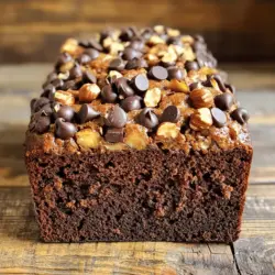 Um dieses leckere Schokoladen-Haselnuss-Bananenbrot zu machen, benötigst du: - 3 reife Bananen, püriert - 1/2 Tasse cremige Mandelbutter - 1/2 Tasse brauner Zucker - 2 große Eier - 1 Teelöffel Vanilleextrakt - 1 1/2 Tassen Weizenmehl - 1 Teelöffel Backpulver - 1/2 Teelöffel Salz - 1/2 Tasse dunkle Schokoladenstückchen - 1/2 Tasse gehackte Haselnüsse - 1 Teelöffel gemahlener Zimt Diese Zutaten sind einfach zu finden. Die reifen Bananen geben dem Brot Feuchtigkeit und Süße. Wenn du eine spezielle Diät hast, gibt es tolle Alternativen: - Ersetze die Eier durch Apfelmus oder Leinsamen. - Verwende glutenfreies Mehl für eine glutenfreie Version. - Nimm Erdnussbutter statt Mandelbutter, wenn du magst. - Für weniger Zucker kannst du Honig oder Agavendicksaft verwenden. Diese Alternativen machen das Brot für viele Diäten geeignet. Die Auswahl der besten Zutaten macht einen großen Unterschied. Hier sind meine Tipps: - Wähle reife Bananen. Sie sind süßer und haben mehr Geschmack. - Achte auf hochwertige Schokolade. Dunkle Schokolade hat einen reichen Geschmack. - Frische Nüsse sind besser. Sie haben mehr Aroma und Knusprigkeit. - Bio-Zutaten sind oft besser für die Gesundheit. Sie enthalten weniger Chemikalien. Mit diesen Tipps wählst du die besten Zutaten für dein Bananenbrot. Wenn du mehr erfahren möchtest, schaue dir die [Full Recipe] an. Um das perfekte Schokoladen-Haselnuss-Bananenbrot zu backen, beginne mit den Vorbereitungen. Heize deinen Ofen auf 175°C vor. Fette eine Kastenform von 9x5 Zoll ein, damit das Brot nicht kleben bleibt. Messen und wiegen ist wichtig. Bereite alle Zutaten vor und stelle sicher, dass die Bananen gut reif sind. Wähle Bananen, die schon braune Flecken haben. Diese geben mehr Geschmack. Die Backzeit beträgt 55 bis 65 Minuten. Ein Zahnstocher hilft dir zu prüfen, ob das Brot fertig ist. Wenn er sauber herauskommt, ist das Brot bereit. Jetzt kommen wir zur Zubereitung des Teigs. In einer großen Schüssel püriere die reifen Bananen. Füge die Mandelbutter und den braunen Zucker hinzu. Mische alles gut, bis es glatt ist. Jetzt kommen die Eier und der Vanilleextrakt. Verquirle alles gut. In einer anderen Schüssel vermenge das Weizenmehl, Backpulver, Salz und Zimt. Füge die trockenen Zutaten langsam zur Bananenmischung hinzu. Sei vorsichtig und übermix nicht. Der Teig sollte leicht und fluffig bleiben. Füge die dunklen Schokoladenstückchen und gehackten Haselnüsse hinzu. Halte etwas von den Nüssen und Schokoladenstückchen für das Topping zurück. Um das beste Bananenbrot zu backen, ist es wichtig, die richtige Temperatur zu nutzen. Zu hohe Hitze kann das Brot verbrennen. Wenn du das Brot in den Ofen schiebst, stelle sicher, dass es gleichmäßig verteilt ist. Ein glatter Teig sorgt für ein gleichmäßiges Backen. Lass das Brot nach dem Backen für 10 Minuten in der Form abkühlen. Danach lege es auf ein Gitterrost. Dies hilft, die Feuchtigkeit zu entziehen. Wenn du alles richtig machst, hast du ein leckeres, saftiges Bananenbrot. Für mehr Details schau dir die Full Recipe an. Um die perfekte Konsistenz zu erreichen, achte auf die reifen Bananen. Sie sollten weich und überwiegend braun sein. Das sorgt für mehr Süße und Feuchtigkeit. Wenn du die Bananen pürierst, verwende eine Gabel oder einen Mixer. So erhältst du eine glatte Masse. Mische die trockenen Zutaten nur kurz mit der feuchten Masse. Zu viel Rühren macht das Brot dicht. Ein paar Klumpen sind in Ordnung. Lagere dein Bananenbrot an einem kühlen, trockenen Ort. Ein luftdichtes Behältnis ist ideal. So bleibt das Brot frisch und saftig. Wenn du es länger aufbewahren willst, ist das Einfrieren eine gute Option. Schneide das Brot in Scheiben und packe es in Frischhaltefolie. So bleibt es gut geschützt. Beim Auftauen einfach bei Raumtemperatur lassen oder kurz in die Mikrowelle legen. Für eine schöne Präsentation serviere das Bananenbrot auf einem eleganten Teller. Garnieren kannst du mit frischen Bananenscheiben und einem Hauch Puderzucker. Das sieht nicht nur toll aus, sondern schmeckt auch lecker. Du kannst auch Schokoladensauce darüber träufeln oder mit gehackten Haselnüssen dekorieren. Diese kleinen Extras machen das Brot noch ansprechender. Wenn du das Brot für Gäste machst, platziere es neben einer Tasse Kaffee oder Tee. So wird es noch einladender. Du findest das komplette Rezept für Nussige Schokoladen-Bananen-Wonne in der Übersicht. {{image_4}} Du kannst das Rezept leicht anpassen, um es glutenfrei zu machen. Verwende einfach glutenfreies Mehl. Dieses Mehl sorgt für die gleiche Textur. Achte darauf, dass alle anderen Zutaten ebenfalls glutenfrei sind. Es gibt viele Marken, die gut für Bananenbrot funktionieren. Um dein Schokoladen-Haselnuss-Bananenbrot zu verfeinern, probiere verschiedene Aromen. Füge einen Schuss Espresso hinzu, um den Schokoladengeschmack zu verstärken. Zimt oder Muskatnuss bringen eine warme Note. Du kannst auch getrocknete Früchte wie Cranberries oder Aprikosen hinzufügen. Diese sorgen für eine fruchtige Abwechslung. Die Wahl der Nüsse kann das Brot spannend machen. Statt Haselnüsse kannst du Walnüsse oder Mandeln verwenden. Auch Pekannüsse sind eine gute Wahl. Was die Schokolade angeht, gibt es viele Optionen. Du kannst Milchschokolade, weiße Schokolade oder sogar Schokoladentrüffel ausprobieren. Jede Sorte bringt einen neuen Geschmack. Für das vollständige Rezept, schau dir die Details in der [Full Recipe] an. Um dein Schokoladen-Haselnuss-Bananenbrot frisch zu halten, achte auf die richtige Lagerung. Bewahre das Brot in einem luftdichten Behälter auf. Das hält es saftig und lecker. Wenn du kein Behältnis hast, wickel das Brot in Frischhaltefolie. Lagere es an einem kühlen Ort, nicht im Kühlschrank. Der Kühlschrank kann das Brot trocken machen. Du kannst das Bananenbrot auch einfrieren. Schneide es in Scheiben, bevor du es einfrierst. Lege die Scheiben in einen Gefrierbeutel und entferne die Luft. So bleibt das Brot bis zu drei Monate frisch. Wenn du es essen willst, lasse es einfach bei Raumtemperatur auftauen. Schokoladen-Haselnuss-Bananenbrot hält sich bei richtiger Lagerung etwa eine Woche. Prüfe das Brot regelmäßig auf Schimmel oder einen schlechten Geruch. Wenn es trocken oder brüchig aussieht, ist es besser, es nicht mehr zu essen. Achte auf diese Anzeichen, um sicherzustellen, dass du immer frisches Brot genießt. Schokoladen-Haselnuss-Bananenbrot bleibt frisch für etwa 3 bis 5 Tage. Lagere es in einem luftdichten Behälter. So bleibt es weich und lecker. Du kannst auch ein Stück Folie um das Brot wickeln. Das schützt es vor der Luft. Ja, du kannst die Eier ersetzen. Verwende stattdessen 1/4 Tasse Apfelmus oder 1/4 Tasse gemischte Flachsamen. Diese Optionen halten das Brot feucht. Sie helfen auch bei der Bindung. So bleibt dein Brot auch ohne Eier großartig. Wenn das Brot zu feucht ist, kannst du die Backzeit verlängern. Überprüfe das Brot nach 55 Minuten. Wenn ein Zahnstocher nicht sauber herauskommt, backe es weiter. Du kannst auch weniger Banane verwenden. Weniger Feuchtigkeit macht das Brot fester. Zusammengefasst haben wir die Zutaten, die Zubereitung und die Lagerung von Schokoladen-Haselnuss-Bananenbrot behandelt. Wir haben auch Variationen und häufige Fragen besprochen. Denke daran, die besten Zutaten auszuwählen und wichtige Backhinweise zu beachten. Probiere die Tipps für eine perfekte Konsistenz aus. Mit diesen Ratschlägen kannst du ein köstliches Brot zaubern. Genieß jeden Bissen und teile es mit Freunden und Familie!