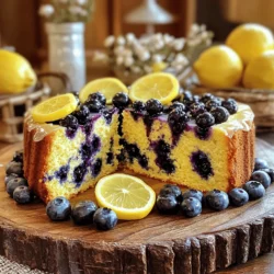 Für diesen leckeren Kuchen brauchst du: - 1 ½ Tassen Allzweckmehl - 1 Teelöffel Backpulver - ½ Teelöffel Natron - ¼ Teelöffel Salz - ½ Tasse ungesalzene Butter, weich - 1 Tasse Kristallzucker - 2 große Eier - 2 Esslöffel Zitronenschale (ca. 1 große Zitrone) - 1 Teelöffel Vanilleextrakt - ½ Tasse Schmand - 1 Tasse frische Blaubeeren (oder gefrorene) - 2 Esslöffel Zitronensaft Wähle Blaubeeren, die fest und prall sind. Sie sollten eine tiefe, blaue Farbe haben. Vermeide weiche oder matschige Beeren. Wenn du gefrorene Blaubeeren nimmst, achte darauf, dass sie ungesüßt sind. Spüle die frischen Blaubeeren vorsichtig ab und tupfe sie trocken. So bleiben sie ganz im Teig. Falls du keine Butter hast, kannst du Margarine verwenden. Für eine leichtere Option benutze griechischen Joghurt anstelle von Schmand. Wenn du keine frischen Blaubeeren findest, gefrorene sind eine tolle Wahl. Achte darauf, sie nicht vorher auftauen zu lassen, um einen matschigen Teig zu vermeiden. Es gibt viele Möglichkeiten, die Zutaten anzupassen! Um mit dem Backen zu beginnen, benötigen Sie einige Dinge. Zuerst heizen Sie Ihren Ofen auf 175 °C vor. Fetten Sie dann eine Kastenform gut ein. Mehl oder Backpapier hilft, den Kuchen leicht herauszunehmen. Sammeln Sie alle Zutaten, damit Sie bereit sind. Es ist wichtig, dass alles schön vorbereitet ist, bevor Sie anfangen. 1. Mischen Sie in einer Schüssel das Mehl, Backpulver, Natron und Salz. Stellen Sie diese Mischung beiseite. 2. Nehmen Sie eine große Schüssel. Schlagen Sie die weiche Butter und den Zucker mit einem Mixer cremig. Das dauert etwa 3 bis 5 Minuten. 3. Fügen Sie die Eier einzeln zur Buttermischung hinzu. Mischen Sie gut nach jedem Ei. 4. Jetzt kommen die Aromen. Rühren Sie die Zitronenschale und den Vanilleextrakt in die Mischung ein. 5. Wechseln Sie beim Hinzufügen der trockenen Mischung ab mit dem Schmand. Beginnen und enden Sie mit dem Mehl. Mischen Sie nur, bis alles gerade so kombiniert ist. 6. Fügen Sie vorsichtig die Blaubeeren und den Zitronensaft hinzu. Falten Sie alles sanft unter, damit es nicht zu viel gemischt wird. 7. Gießen Sie den Teig in die Kastenform. Glätten Sie die Oberseite mit einem Spatel. 8. Backen Sie den Kuchen 55 bis 60 Minuten. Ein Zahnstocher sollte sauber herauskommen, wenn der Kuchen fertig ist. Beobachten Sie den Kuchen während des Backens. Wenn er goldbraun ist, ist er fast fertig. Nach 55 Minuten stechen Sie vorsichtig mit einem Zahnstocher in die Mitte. Wenn er sauber herauskommt, ist der Kuchen perfekt. Lassen Sie den Kuchen nach dem Backen etwa 10 Minuten in der Form abkühlen. Danach legen Sie ihn auf ein Kuchengitter, um vollständig abzukühlen. Für mehr Details und Tipps können Sie das vollständige Rezept [hier](#) ansehen. Ein häufiger Fehler ist das Übermischen des Teigs. Das kann den Kuchen hart machen. Mische die Zutaten nur, bis sie gerade verbunden sind. Verwende frische Blaubeeren, wenn möglich. Gefrorene können den Teig matschig machen. Achte darauf, die Butter und den Zucker gut zu cremigen. Wenn es nicht genug Luft gibt, wird der Kuchen dicht. Um den Kuchen saftig zu machen, füge etwas mehr Schmand hinzu. Dies hilft, die Feuchtigkeit zu bewahren. Auch das richtige Verhältnis von Butter zu Zucker ist wichtig. Wenn du die Eier gut einarbeitest, wird der Kuchen fluffig. Ein Spritzer Zitronensaft verstärkt den frischen Geschmack. Lass den Kuchen nach dem Backen kurz abkühlen, bevor du ihn herausnimmst. Das hilft, die Form zu bewahren. Eine gute Kastenform ist entscheidend. Wähle eine mit Antihaftbeschichtung. Das erleichtert das Herauslösen des Kuchens. Verwende einen Mixer, um die Butter und den Zucker gut zu vermengen. Ein Silikonspatel ist ideal, um die Zutaten vorsichtig unterzuheben. Ein Zahnstocher hilft dir, die Backzeit zu überprüfen. So weißt du, wann der Kuchen fertig ist. Für die beste Präsentation ist ein schönes Platt ein Muss. Serviere den Kuchen mit Zitronenscheiben und frischen Blaubeeren. Du kannst die [Full Recipe] für weitere Tipps nutzen. {{image_4}} Du kannst viele Früchte in diesem Rezept verwenden. Erdbeeren, Himbeeren oder sogar Pfirsiche passen gut. Diese Früchte bringen eine tolle Frische. Füge auch Nüsse hinzu, wie Walnüsse oder Mandeln, für einen knusprigen Biss. Wenn du es schokoladiger magst, probiere Schokoladenstückchen. Die Kombination von Zitrone und Himbeere schmeckt auch wunderbar. Ein einfacher Zuckerguss passt perfekt zu diesem Kuchen. Mische Puderzucker mit Zitronensaft für einen hellen, frischen Guss. Du kannst auch eine Schokoladenglasur verwenden, wenn du etwas Süßes willst. Für eine besondere Note, füge Zitronenzesten zur Glasur hinzu. Eine Schicht Sahne und frische Früchte obendrauf machen den Kuchen noch schöner. Für eine glutenfreie Version, nutze eine Mischung aus glutenfreiem Mehl. Achte darauf, dass die anderen Zutaten auch glutenfrei sind. Um den Kuchen vegan zu machen, ersetze die Eier durch Chia-Eier oder Apfelmus. Verwende pflanzliche Butter oder Öl anstelle von normaler Butter. So bleibt der Kuchen lecker und passt für alle. Entdecke mehr über diesen Zitronen-Blaubeer-Genuss-Gugelhupf in der Full Recipe! Um deinen Zitronen-Blaubeer-Pound Cake frisch zu halten, lege ihn in einen luftdichten Behälter. Du kannst ihn auch in Frischhaltefolie einwickeln. Achte darauf, dass der Kuchen vollständig abgekühlt ist, bevor du ihn lagerst. Dies verhindert, dass sich Feuchtigkeit bildet und der Kuchen matschig wird. Lagere den Kuchen an einem kühlen, trockenen Ort. Vermeide direkte Sonneneinstrahlung, um die Qualität zu bewahren. Um die Haltbarkeit deines Kuchens zu verlängern, kannst du ihn im Kühlschrank aufbewahren. Stelle sicher, dass du ihn gut verpackst. So bleibt er bis zu einer Woche frisch. Ein weiterer Tipp: Friere die einzelnen Stücke ein, wenn du den Kuchen länger aufbewahren möchtest. Wickele die Stücke in Frischhaltefolie und lege sie in einen Gefrierbeutel. So bleibt der Geschmack erhalten. Es gibt einige Anzeichen, die dir zeigen, dass dein Kuchen nicht mehr gut ist. Wenn der Kuchen einen unangenehmen Geruch hat, solltest du ihn nicht essen. Auch Schimmel ist ein klares Zeichen. Wenn die Textur trocken oder brüchig ist, schmeckt er nicht mehr frisch. Achte auf diese Hinweise, um sicherzustellen, dass du die beste Qualität genießt. Du kannst den Zitronen-Blaubeer-Pound Cake bis zu einer Woche aufbewahren. Lagere ihn in einem luftdichten Behälter. So bleibt er frisch und saftig. Wenn du den Kuchen länger aufbewahren möchtest, friere ihn ein. In der Tiefkühltruhe hält er bis zu drei Monate. Achte darauf, ihn gut einzupacken, damit er nicht austrocknet. Ja, du kannst gefrorene Blaubeeren verwenden. Sie sind eine tolle Option, wenn frische nicht verfügbar sind. Achte darauf, die gefrorenen Blaubeeren vorher nicht aufzutauen. So bleibt der Kuchen nicht zu feucht. Füge sie direkt aus dem Gefrierfach in den Teig. Sie geben dem Kuchen einen tollen Geschmack. Wenn dein Kuchen nicht aufgeht, kann das an mehreren Dingen liegen. Überprüfe zuerst deine Backpulver- und Natronfrische. Alte Backtriebmittel funktionieren oft nicht mehr. Mische die trockenen Zutaten gut, um Luft einzuschließen. Auch das Übermischen kann dazu führen, dass der Kuchen nicht aufgeht. Mische den Teig nur bis alles gerade vermischt ist. Das gibt deinem Kuchen die richtige Höhe und Textur. Ihr Zitronen-Blaubeer-Genuss-Gugelhupf wird ein voller Erfolg! Wir haben die besten Zutaten und Tipps zur Auswahl der Blaubeeren besprochen. Außerdem gab es eine klare Schritt-für-Schritt-Anleitung für die Zubereitung. Die Tricks für eine saftige Konsistenz und die Varianten erlauben Ihnen, kreativ zu sein. Vergessen Sie die richtigen Lagerungshinweise, damit Ihr Kuchen frisch bleibt. Nutzen Sie die FAQ, um all Ihre Fragen zu klären. Backen macht Spaß, und mit diesen Tipps wird Ihr Kuchen ein Hit!