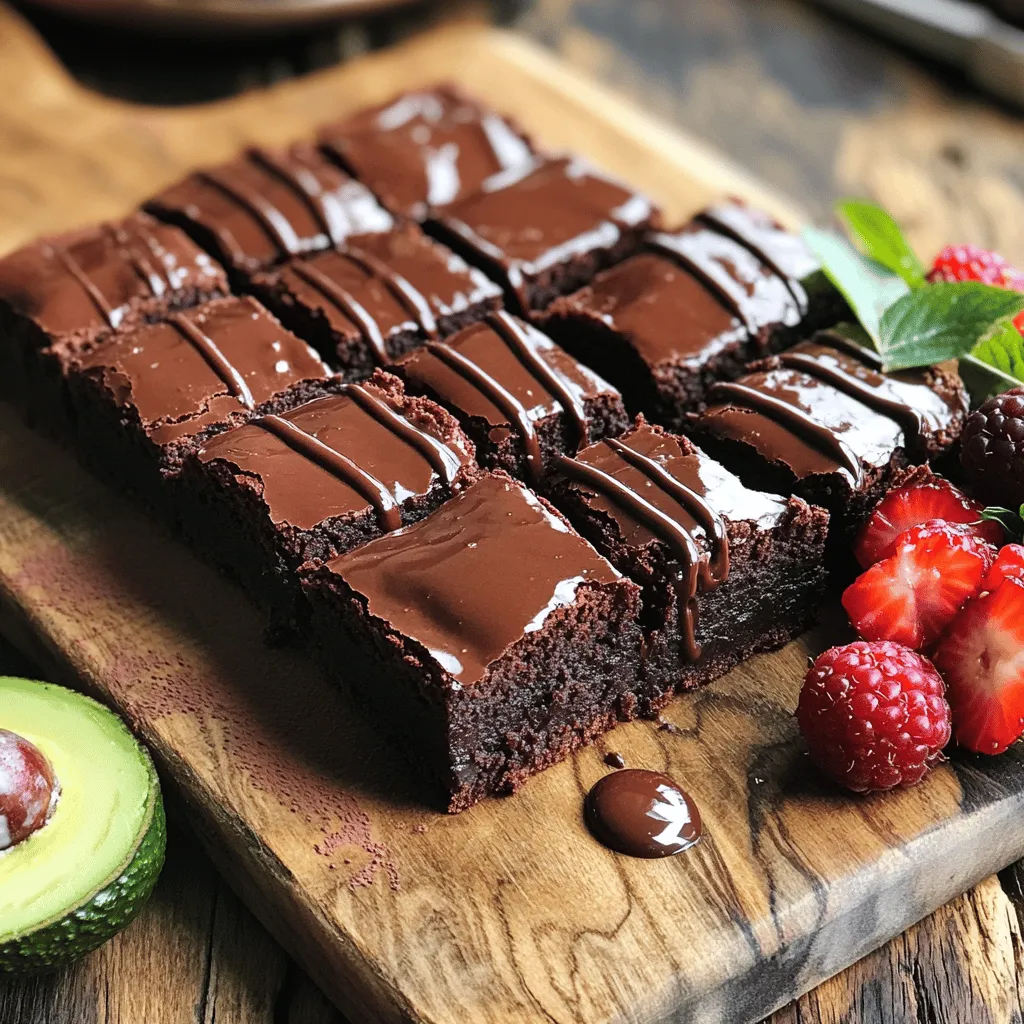 - 1 große reife Avocado - Kokoszucker und Ahornsirup - Ungesüßtes Kakaopulver und Salz Die Hauptzutaten sind einfach und gesund. Die reife Avocado ist der Star. Sie macht die Brownies weich und feucht. Kokoszucker und Ahornsirup geben die Süße. Sie sind natürliche Süßungsmittel. Das ungesüßte Kakaopulver sorgt für den reichen Schokoladengeschmack. Salz hebt die Aromen hervor und balanciert die Süße. - Mandelmehl (oder Weizenmehl) - Backpulver und Vanilleextrakt - Dunkle Schokoladenstückchen Für die weiteren Zutaten ist Mandelmehl eine tolle Wahl. Es macht die Brownies glutenfrei. Alternativ kannst du Weizenmehl nutzen. Das Backpulver macht die Brownies schön fluffig. Vanilleextrakt bringt einen warmen, süßen Geschmack. Dunkle Schokoladenstückchen sind ein Muss. Sie schmelzen im Teig und geben zusätzliche Schokoladennoten. Wenn du magst, kannst du auch mehr hinzufügen. Der Full Recipe führt dich durch die Schritte, um diese köstlichen Brownies zu backen. Heize deinen Ofen auf 175°C (350°F) vor. Das ist wichtig, um die perfekte Textur zu erreichen. Fette eine quadratische Backform von 20x20 cm ein oder lege sie mit Backpapier aus. Das erleichtert das Herausnehmen der Brownies später. Nimm eine große Schüssel und gib die zerdrückte Avocado, den Kokoszucker, den Ahornsirup und den Vanilleextrakt hinein. Mische alles sorgfältig miteinander. Rühre, bis eine glatte Masse entsteht. Dieser Schritt ist entscheidend, um die Avocado gut zu integrieren. Siebe das Kakaopulver, das Salz und das Backpulver in die Schüssel. Dies vermeidet Klumpen im Teig. Rühre die Mischung, bis alles gleichmäßig vermengt ist. Dann füge das Mandelmehl hinzu. Kombiniere es, bis eine homogene Teigkonsistenz erreicht ist. Verwende einen Handmixer, wenn du eine besonders glatte Mischung willst. Zum Schluss hebe vorsichtig die dunklen Schokoladenstückchen unter. So verteilen sie sich gleichmäßig im Teig. Jetzt bist du bereit, den Teig in die vorbereitete Form zu gießen und ihn gleichmäßig glatt zu streichen. Wenn du mehr über die Zutaten erfahren möchtest, schau dir das Full Recipe an. Die optimale Backzeit für perfekte Brownies liegt bei 20 bis 25 Minuten. Ein Zahnstocher sollte einige feuchte Krümel zeigen, wenn man ihn hineinsteckt. Wenn der Zahnstocher sauber herauskommt, sind die Brownies zu trocken. Die Ofentemperatur ist entscheidend. Bei 175°C (350°F) backen die Brownies gleichmäßig. Zu hohe Temperaturen können die Oberfläche verbrennen, während die Mitte noch roh bleibt. Achte auf die Konsistenz des Teigs. Er sollte dick und cremig sein. Wenn der Teig zu flüssig erscheint, fehlen vielleicht Zutaten oder die Avocado war nicht reif genug. Der richtige Zeitpunkt, um die Brownies herauszunehmen, ist kritisch. Lass sie im Ofen, bis der Zahnstocher fast sauber ist. So bleibt die Mitte schön saftig. Serviere die Brownies auf einem Holzbrett. Bestäube sie leicht mit Kakaopulver für einen eleganten Look. Frische Beeren bringen Farbe und Frische ins Spiel. Zusätzliche Toppings wie geschmolzene Schokolade oder ein Klecks Sahne machen die Brownies noch köstlicher. Diese kleinen Extras machen die Präsentation besonders und einladend. {{image_4}} Für gesündere Brownies können wir Honig statt Zucker verwenden. Honig gibt eine süße Note und fügt mehr Feuchtigkeit hinzu. Es ist auch eine natürliche Süße, die gut zu unserem Rezept passt. Ein weiterer Tipp ist der Austausch von Mandelmehl durch glutenfreies Mehl. Das macht die Brownies für mehr Menschen verträglich. Glutenfreies Mehl hat eine ähnliche Textur und sorgt für einen schmackhaften Teig. Um den Geschmack zu variieren, können wir Nüsse oder Trockenfrüchte hinzufügen. Walnüsse, Mandeln oder getrocknete Kirschen bringen Crunch und extra Aromen. Diese Zutaten machen die Brownies noch interessanter und leckerer. Eine weitere Möglichkeit ist die Variation der Schokoladenstücke. Wir können Milchschokolade oder weiße Schokolade statt dunkler Schokolade verwenden. Diese Optionen geben den Brownies eine süßere Note und einen anderen Geschmack. Mit diesen Variationen bleibt das Rezept spannend und bietet für jeden etwas. Das ist das Schöne an Schokoladen-Avocado-Brownies! Entdecken Sie die Full Recipe für weitere Inspirationen und Zubereitungsanleitungen. Um die Schokoladen-Avocado-Brownies frisch zu halten, lagere sie in einem luftdichten Behälter. So bleiben sie saftig und lecker. Du kannst sie auch in Frischhaltefolie wickeln, um die Feuchtigkeit zu bewahren. Wenn du die Brownies bei Zimmertemperatur aufbewahrst, solltest du sie innerhalb von drei Tagen essen. Bei kühler Lagerung im Kühlschrank halten sie sich bis zu einer Woche. Achte darauf, sie vor dem Servieren etwas auf Zimmertemperatur zu bringen. So schmecken sie am besten. Die Brownies sind bis zu einer Woche haltbar, wenn du sie richtig lagerst. Du kannst sie auch einfrieren, um ihre Haltbarkeit zu verlängern. In einem gefrierfesten Behälter bleiben sie bis zu drei Monate frisch. Bevor du die gefrorenen Brownies isst, lasse sie einfach über Nacht im Kühlschrank auftauen. So bleiben sie weich und köstlich. Wenn du das Bedürfnis hast, mehr zu machen, schau dir das Full Recipe an. Schokoladen-Avocado-Brownies sind überraschend gesund. Sie nutzen Avocado, die voller gesunder Fette ist. Diese Fette unterstützen das Herz und helfen, den Cholesterinspiegel zu senken. Ein Brownie enthält auch Ballaststoffe, die gut für die Verdauung sind. Die Nährwerte sind beeindruckend. Ein Brownie hat weniger Zucker als traditionelle Rezepte. Kokoszucker und Ahornsirup geben einen süßen Geschmack, ohne den Blutzucker stark zu beeinflussen. Ja, du kannst die Avocado ersetzen. Ein beliebter Ersatz ist Apfelmus. Es macht die Brownies auch feucht, aber der Geschmack wird anders sein. Du kannst auch reife Bananen verwenden. Sie geben eine süße Note. Beachte, dass der Fettgehalt und die Textur sich ändern. Die Brownies könnten trockener oder weniger cremig werden. Ein Experiment mit verschiedenen Zutaten macht das Backen spannend. Das Rezept für Schokoladen-Avocado-Brownies stammt aus modernen Kochbüchern. Es zeigt, wie man gesunde Zutaten verwenden kann. Bei der Entwicklung habe ich Ideen von vielen Köchen gesammelt. Das vollständige Rezept findest du in der Kategorie "Rezepte" auf vielen Websites. Es zeigt, wie einfach und lecker gesunde Brownies sein können. Du hast nun die Zutaten, die Schritte und die Tipps für großartige Schokoladen-Avocado-Brownies kennengelernt. Gesunde Alternativen und kreative Variationen bringen neuen Schwung in dein Backvergnügen. Denke daran, die Brownies kühl zu lagern, damit sie frisch bleiben. Mit diesen einfachen Tipps kannst du leckere, gesunde Brownies zubereiten, die jeder liebt. Lass deiner Kreativität freien Lauf und genieße jede zuckersüße Bissen!