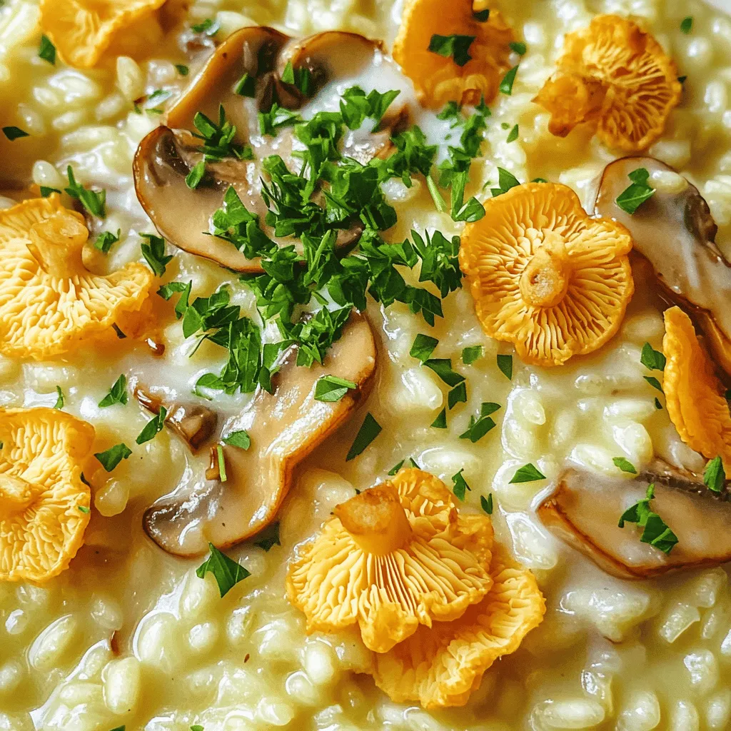 Für ein köstliches Pilz-Risotto benötigst du einige einfache, aber wichtige Zutaten. Diese sind: - 1 Tasse Arborio-Reis - 4 Tassen Gemüsebrühe - 1 Tasse Pilze (z. B. Cremini oder Champignons), in Scheiben geschnitten - 1 kleine Zwiebel, fein gehackt - 2 Knoblauchzehen, zerdrückt - 1/2 Tasse geriebener Parmesan (oder Hefeflocken für eine vegane Variante) - 1/2 Tasse Sahne (oder Kokosnusscreme für eine milchfreie Option) - 2 Esslöffel Olivenöl - Salz und Pfeffer nach Geschmack - Frische Petersilie, gehackt, zur Garnierung Diese Zutaten sorgen für den vollen Geschmack und die cremige Textur des Risottos. Die Wahl der Pilze ist wichtig für den Geschmack. Ich empfehle, mit Cremini oder Champignons zu beginnen. Sie sind leicht erhältlich und haben einen milden, aber reichen Geschmack. Wenn du mehr Geschmack möchtest, probiere Shiitake oder Portobello. Diese Pilze geben dem Risotto eine zusätzliche Tiefe. Achte darauf, die Pilze frisch zu wählen. Sie sollten fest und ohne Flecken sein. Für eine vegane Version kannst du die Sahne durch Kokosnusscreme ersetzen. Das gibt eine schöne Cremigkeit. Anstelle von Parmesan verwende Hefeflocken. Sie geben einen ähnlichen, käsigen Geschmack. Diese Alternativen sind nicht nur lecker, sondern auch gesund. So kannst du ein cremiges Risotto genießen, das zu deinem Lebensstil passt. Für das volle Rezept, schau dir das [Full Recipe] an. Beginne mit der Brühe. Erhitze 4 Tassen Gemüsebrühe in einem mittleren Topf. Halte die Brühe bei niedriger Hitze warm. Dies hilft dem Reis, gleichmäßig zu kochen. Während die Brühe warm wird, schneide die Zwiebel. Nimm eine kleine Zwiebel und hacke sie fein. Das hilft, sie schnell zu garen und gibt viel Geschmack. Jetzt kommen die Pilze und der Knoblauch. Nimm 1 Tasse geschnittene Pilze, wie Cremini oder Champignons. Erhitze 2 Esslöffel Olivenöl in einer großen Pfanne bei mittlerer Hitze. Füge die gehackte Zwiebel hinzu. Brate sie etwa 3-4 Minuten, bis sie glasig ist. Füge dann 2 zerdrückte Knoblauchzehen und die Pilze hinzu. Koche alles 5-7 Minuten, bis die Pilze weich sind. Jetzt kommt der wichtigste Teil. Gib 1 Tasse Arborio-Reis in die Pfanne. Rühre um, damit der Reis das Öl und das Gemüse aufnimmt. Röste den Reis für 2 Minuten. Er wird leicht durchsichtig. Beginne, die warme Brühe löffelweise hinzuzufügen. Rühre ständig, damit der Reis die Brühe aufnimmt. Setze dies für 20-25 Minuten fort. Der Reis sollte cremig und al dente sein. Zum Schluss rühre 1/2 Tasse Sahne und 1/2 Tasse Parmesan ein. Mische alles gut und würze mit Salz und Pfeffer nach Geschmack. Du kannst das komplette Rezept im [Full Recipe] nachlesen. Ein häufiger Fehler ist, die Brühe nicht warm zu halten. Kalte Brühe schlägt das Risotto kalt. Stelle sicher, dass die Brühe immer warm ist. Ein weiterer Fehler ist, zu viel Brühe auf einmal hinzuzufügen. Risotto braucht Zeit, um die Brühe zu absorbieren. Gebe die Brühe schrittweise hinzu und rühre gut. Zu schnelles Kochen kann das Risotto auch trocken machen. Halte die Hitze konstant und geduldig. Das richtige Werkzeug ist wichtig. Eine breite Pfanne hilft, die Hitze gleichmäßig zu verteilen. Verwende einen Holzlöffel, um das Risotto zu rühren. Holz hat eine gute Wärmeleitung. Außerdem solltest du immer frische Zutaten verwenden. Frische Pilze bringen mehr Geschmack in dein Gericht. Achte auf die Qualität des Parmesans, wenn du ihn hinzufügst. Guter Käse macht einen großen Unterschied. Um das Risotto cremiger zu machen, füge mehr Sahne oder Kokosnusscreme hinzu. Rühre die Sahne langsam ein, während du das Risotto kochst. Parmesan ist auch ein Schlüssel für die Cremigkeit. Dieser Käse schmilzt gut und macht das Gericht reichhaltiger. Verwende für eine noch cremigere Textur zusätzlich etwas Butter kurz vor dem Servieren. Das verleiht dem Risotto einen schönen Glanz. Für die genauen Schritte und die vollständige Zubereitung schau dir das [Full Recipe] an. {{image_4}} Du kannst Risotto leicht vegan und glutenfrei machen. Nutze Arborio-Reis, der von Natur aus glutenfrei ist. Statt Parmesan kannst du Hefeflocken verwenden. Diese geben einen tollen, käsigen Geschmack. Für die Sahne, verwende Kokosnusscreme oder Cashewcreme. Diese Alternativen machen dein Risotto cremig und lecker. Es gibt viele leckere Ergänzungen für dein Risotto. Du kannst frisches Gemüse wie Erbsen oder Spinat hinzufügen. Diese geben Farbe und Nährstoffe. Auch gebratene Zucchini oder Spargel sind großartige Optionen. Ein Spritzer Zitrone bringt Frische. Serviere dein Risotto mit einem einfachen grünen Salat oder knusprigem Brot. Saisonale Zutaten machen dein Risotto besonders. Im Frühling sind frische Kräuter wie Bärlauch perfekt. Im Sommer kannst du Tomaten und Basilikum nutzen. Im Herbst sind Kürbis und Walnüsse eine tolle Wahl. Im Winter passen Wurzelgemüse und Grünkohl gut dazu. Experimentiere mit verschiedenen Zutaten, um neue Geschmäcker zu entdecken. So bleibt dein Risotto spannend und lecker. Für das vollständige Rezept schau dir das [Full Recipe] an. Wenn du Risotto übrig hast, lass es zuerst abkühlen. Dann fülle es in einen luftdichten Behälter. Du kannst es bis zu drei Tage im Kühlschrank aufbewahren. Achte darauf, dass der Behälter gut verschlossen ist. So bleibt der Geschmack frisch. Um Risotto wieder aufzuwärmen, gib es in einen Topf. Füge etwas Gemüsebrühe hinzu, um die Cremigkeit zurückzubringen. Erhitze es bei schwacher Hitze und rühre oft um. So wird das Risotto gleichmäßig warm. Du kannst auch einen Schuss Sahne hinzufügen für extra Cremigkeit. Risotto kann auch eingefroren werden. Teile es in Portionen auf und fülle es in Gefrierbeutel. So bleibt es bis zu drei Monate frisch. Wenn du es auftauen möchtest, lasse es über Nacht im Kühlschrank. Erhitze es dann wie gewohnt. Einfrieren kann die Textur leicht verändern, aber der Geschmack bleibt toll. Wenn du nach einer einfachen Anleitung suchst, schau dir das [Full Recipe] an! Die Zubereitung von cremigem Pilz-Risotto dauert etwa 40 Minuten. Die Vorbereitungszeit beträgt 10 Minuten. Das Kochen selbst nimmt rund 30 Minuten in Anspruch. Während dieser Zeit wird der Reis langsam gekocht, bis er die perfekte cremige Konsistenz erreicht. Geduld ist hier der Schlüssel! Ja, man kann andere Reisarten verwenden. Arborio-Reis ist ideal für Risotto, da er viel Stärke enthält. Das gibt dem Risotto seine Cremigkeit. Du kannst auch Carnaroli oder Vialone Nano probieren. Diese Reisarten sind ebenfalls gut geeignet. Wenn du keinen Risotto-Reis hast, kannst du auch Langkornreis verwenden, aber das Ergebnis wird anders sein. Um Risotto ohne Wein zu machen, kannst du einfach mehr Brühe verwenden. Der Wein gibt dem Risotto eine gewisse Tiefe. Du kannst auch Zitronensaft oder Apfelessig hinzufügen, um etwas Säure zu erzeugen. Das hilft, den Geschmack zu verbessern. So bleibt das Risotto frisch und lecker, auch ohne Wein. Wenn du nach einem Rezept suchst, schau dir das [Full Recipe] an. Cremiges Pilz-Risotto ist einfach zuzubereiten. Wir haben die Zutaten und die Zubereitung detailliert besprochen. Die Auswahl der richtigen Pilze macht einen großen Unterschied. Vegane Optionen sind leicht möglich. Achte darauf, häufige Fehler zu vermeiden. Mit meinen Tipps gelingen dir köstliche Variationen. Denke daran, das Risotto gut zu lagern und aufzuwärmen. So bleibt es frisch und lecker. Experimentiere mit saisonalen Zutaten. Viel Spaß beim Kochen!