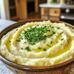 - 1 mittelgroßer Kopf Blumenkohl - 1 ganze Knoblauchknolle - 3 Esslöffel Olivenöl - ½ Tasse ungesüßte Mandelmilch oder normale Milch - 2 Esslöffel Butter oder pflanzliche Alternative - Salz und Pfeffer - Frische Schnittlauch- oder Petersilienblätter In diesem Rezept verwenden wir Blumenkohl als Basis. Blumenkohl hat einen milden Geschmack und wird sehr cremig, wenn wir ihn pürieren. Wir rösten auch den Knoblauch. Das Rösten macht ihn süß und weich. Das gibt dem Püree einen tollen Geschmack. Wir brauchen Olivenöl, um den Blumenkohl und den Knoblauch zu rösten. Es sorgt für einen guten Geschmack und hilft beim Braten. Die Mandelmilch macht das Püree schön cremig. Wenn du keine Mandelmilch magst, kannst du auch normale Milch nehmen. Butter oder eine pflanzliche Alternative bringen eine gute Textur ins Püree. Salz und Pfeffer sind wichtig für den Geschmack. Für die Garnitur nutzen wir frische Kräuter wie Schnittlauch oder Petersilie. Diese Kräuter geben dem Püree Farbe und einen frischen Geschmack. Das gesamte Rezept findet ihr in der Full Recipe. Um den Knoblauch vorzubereiten, schneide die Spitze der Knoblauchknolle ab. So sind die Zehen frei. Beträufle die Knolle mit 1 Esslöffel Olivenöl. Wickele sie in Alufolie und lege sie in den Ofen. Röste den Knoblauch bei 200°C für etwa 30 bis 35 Minuten. Er sollte weich und aromatisch sein. Während der Knoblauch röstet, koche die Blumenkohlröschen. Gib sie in einen großen Topf und bedecke sie mit Wasser. Füge eine Prise Salz hinzu. Bringe das Wasser zum Kochen. Koche den Blumenkohl für 10 bis 12 Minuten, bis er zart ist. Danach lasse ihn abtropfen. Übertrage den Blumenkohl in eine Rührschüssel. Jetzt drücke die gerösteten Knoblauchzehen aus der Schale. Füge sie zum Blumenkohl hinzu. Gib die Mandelmilch, die Butter und das restliche Olivenöl dazu. Streue Salz und Pfeffer hinein. Püriere die Mischung mit einem Kartoffelstampfer oder Handmixer, bis sie glatt ist. Füge mehr Milch hinzu, um die gewünschte Konsistenz zu erreichen. Schmecke das Püree ab und passe die Würzung an. Überführe das fertige Püree auf eine Servierplatte und garniere es nach Wunsch. Für das vollständige Rezept, siehe [Full Recipe]. Um perfekten gerösteten Knoblauch zu machen, beachte diese Tipps. Wähle eine frische Knoblauchknolle. Schneide nur die Spitze ab, damit die Zehen weich werden. Beträufle die Knolle mit etwas Olivenöl. Wickele sie in Alufolie, um die Feuchtigkeit zu halten. Röste sie bei 200°C für 30 bis 35 Minuten. Du wirst den süßen, reichen Geschmack lieben. Für das Pürieren von Blumenkohl gibt es zwei Hauptmethoden. Du kannst einen Kartoffelstampfer verwenden, um eine rustikale Textur zu erzielen. Wenn du es feiner magst, greife zu einem Handmixer. Achte darauf, die Mischung nicht zu übermixen, um die cremige Konsistenz zu bewahren. Füge nach Bedarf mehr Milch hinzu, um das Püree zu verfeinern. Um den Geschmack zu optimieren, füge zusätzliche Gewürze hinzu. Frische Kräuter wie Schnittlauch oder Petersilie geben einen tollen Kick. Du kannst auch einen Spritzer Zitronensaft für mehr Frische probieren. Experimentiere mit Gewürzen wie Paprika oder Muskatnuss. So machst du das Püree noch interessanter und schmackhafter. {{image_4}} Du kannst das Püree mit frischen Kräutern aufpeppen. Zum Beispiel, füge Thymian oder Rosmarin hinzu. Diese Kräuter geben dem Gericht einen tollen Geschmack. Auch etwas frisch gemahlener Pfeffer kann helfen. Probiere auch Paprika oder Curry für einen besonderen Kick. Wenn du dein Püree noch cremiger magst, nutze etwas Sahne oder Frischkäse. Diese Zutaten machen das Gericht reichhaltiger. Sahne sorgt für einen volleren Geschmack. Frischkäse kann auch helfen, das Püree schön cremig zu machen. Achte darauf, die Mengen zu variieren, um die perfekte Konsistenz zu finden. Für eine leichtere Version kannst du Gemüsebrühe anstelle von Butter und Milch verwenden. Diese Option spart viele Kalorien. Gemüsebrühe gibt dem Püree dennoch einen guten Geschmack. So kannst du ein gesundes Gericht genießen, ohne auf den Genuss zu verzichten. Für das vollständige Rezept schau dir den [Full Recipe] an. Blumenkohlpüree ist einfach zu lagern. Du kannst es in einem luftdichten Behälter im Kühlschrank aufbewahren. Achte darauf, dass der Behälter gut verschlossen ist. So bleibt das Püree frisch. Es hält sich etwa drei bis fünf Tage. Wenn du es länger aufbewahren möchtest, ist das Einfrieren eine gute Option. Um Blumenkohlpüree einzufrieren, lasse es zuerst abkühlen. Fülle das Püree dann in gefriergeeignete Behälter oder Beutel. Achte darauf, etwas Platz zu lassen, da sich das Püree beim Gefrieren ausdehnt. So bleibt die Textur beim Auftauen besser. Du kannst es bis zu drei Monate im Gefrierfach aufbewahren. Wenn du das Püree wieder aufwärmen möchtest, gibt es eine einfache Methode. Gib das Püree in einen Topf und füge einen Schuss Milch hinzu. Das sorgt für eine cremige Konsistenz. Erhitze es bei niedriger Temperatur und rühre ständig um. Alternativ kannst du auch die Mikrowelle nutzen. Zehn bis fünfzehn Sekunden sind oft genug. Rühre zwischendurch um, um eine gleichmäßige Erwärmung zu erreichen. Blumenkohl ist sehr gesund. Er ist reich an Vitaminen und Mineralien. Er enthält Vitamin C, K und Folsäure. Blumenkohl hat auch viele Ballaststoffe. Diese fördern die Verdauung und halten dich satt. Blumenkohl hat wenig Kalorien. Das macht ihn perfekt für eine gesunde Ernährung. Er enthält Antioxidantien, die helfen, den Körper zu schützen. Es gibt viele Gründe, Blumenkohl in deine Mahlzeiten aufzunehmen. Blumenkohlpüree hält sich gut im Kühlschrank. Du kannst es dort 3 bis 5 Tage aufbewahren. Stelle sicher, dass du es in einem luftdichten Behälter lagerst. Wenn du mehr Zeit brauchst, kannst du es auch einfrieren. Das Püree bleibt bis zu 3 Monate im Gefrierfach frisch. Zum Aufwärmen kannst du es einfach in der Mikrowelle oder auf dem Herd erhitzen. Ja, du kannst das Rezept leicht vegan machen. Verwende einfach pflanzliche Butter anstelle von normaler Butter. Auch die Mandelmilch ist schon vegan. Du kannst auch andere pflanzliche Milch verwenden. Einige Leute mögen Hafermilch oder Sojamilch. Das Püree wird immer noch lecker und cremig. Experimentiere mit Gewürzen, um den Geschmack zu verbessern. Du kannst das Rezept nach deinem Geschmack anpassen. Für das vollständige Rezept, schau dir die [Full Recipe] an. Zusammenfassend haben wir die besten Zutaten für Blumenkohlpüree erkundet, einschließlich Knoblauch und Olivenöl. Ich habe die Schritte zur Zubereitung beschrieben, vom Rösten des Knoblauchs bis zum Pürieren des Blumenkohls. Tipps und Variationen helfen dir, das Püree anzupassen. Denke auch an die Lagerung und lange Haltbarkeit. Blumenkohlpüree ist gesund und einfach. Probiere es aus und genieße die Vielfalt der Rezepte!