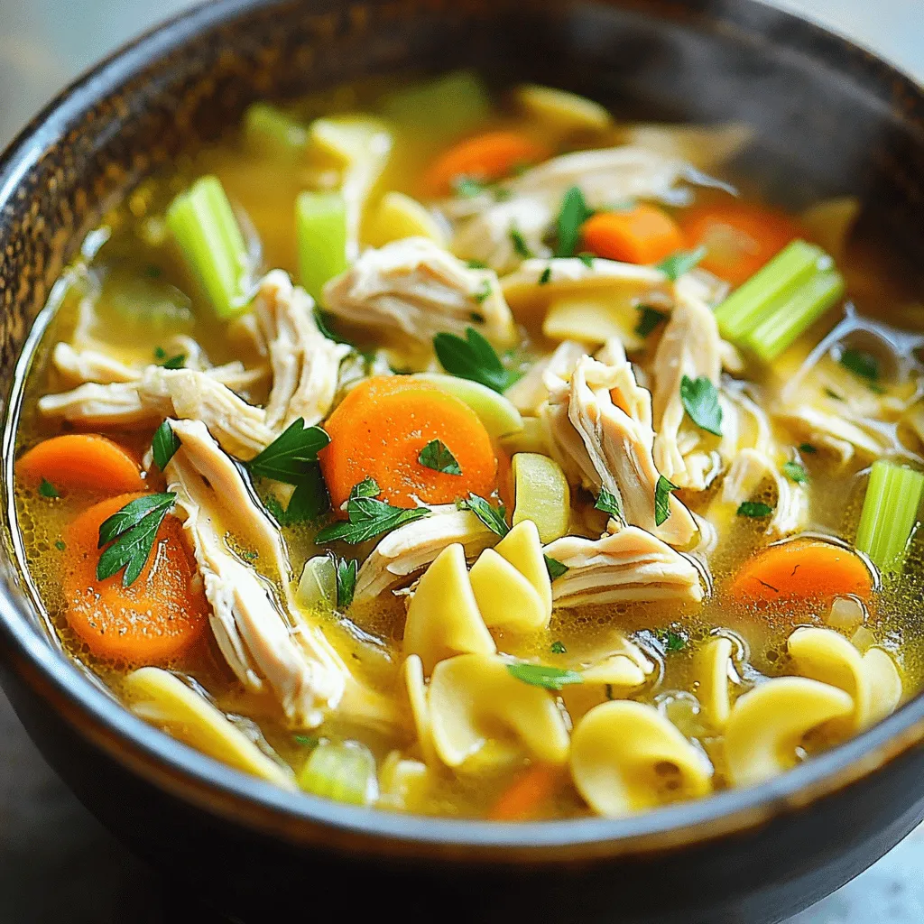Schnelle Instant Pot Chicken Noodle Soup für alle