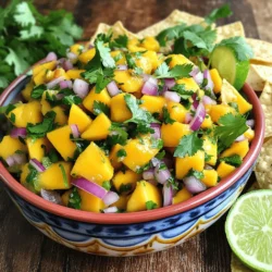 - 2 reife Mangos, gewürfelt - 2-3 Habanero-Chilis, fein gehackt (nach Geschmack anpassen) - 1 mittelgroße rote Zwiebel, fein gewürfelt - 1 Paprika (rot oder gelb), gewürfelt - 1/4 Tasse frischer Koriander, gehackt - 2 Esslöffel Limettensaft - 1 Teelöffel Kreuzkümmel - Salz nach Geschmack In dieser Salsa sind die Mangos die Stars. Sie bringen Süße und Frische. Die Habanero-Chilis geben den nötigen Kick. Du kannst die Schärfe nach deinem Geschmack anpassen. Möchtest du es milder? Nimm weniger Chilis. Magst du es feuriger? Füge mehr hinzu! Die rote Zwiebel und die Paprika sorgen für crunch und Farbe. Der frische Koriander bringt eine erfrischende Note. Limettensaft und Kreuzkümmel runden den Geschmack ab. Salz gibt der Mischung die richtige Balance. Wenn du die Zutaten vorbereitest, schneide alles in gleichmäßige Stücke. So verteilen sich die Aromen gut. Du kannst diese Salsa als Dip oder Topping nutzen. Sie passt perfekt zu Tortilla-Chips oder gegrilltem Fleisch. Das Rezept ist einfach und schnell. Du findest die vollständige Anleitung im Full Recipe. Zuerst schneidest du die Mangos, Habanero-Chilis, Zwiebel und Paprika in kleine Stücke. Achte darauf, die Mangos reif zu wählen. Je reifer die Mangos, desto süßer wird die Salsa. Die Habanero-Chilis kannst du je nach deinem Geschmack anpassen. Wenn du es scharf magst, nimm mehr Chilis. Nun nimmst du eine große Rührschüssel. Gib die gewürfelten Mangos, die Habanero-Chilis, die rote Zwiebel und die Paprika hinein. Diese Mischung sorgt für eine tolle Farbvielfalt und einen frischen Geschmack. Jetzt füge den gehackten Koriander, den Limettensaft, den Kreuzkümmel und eine Prise Salz hinzu. Der Koriander bringt einen frischen Kick, während der Limettensaft die Aromen hebt. Kreuzkümmel fügt eine warme Note hinzu. Verwende einen Spatel, um die Zutaten sanft zu vermengen. Sei vorsichtig, damit die Mangostücke ganz bleiben. So bleibt die Salsa knackig und frisch. Probiere die Salsa, um sicherzustellen, dass sie gut schmeckt. Wenn nötig, füge mehr Salz oder Limettensaft hinzu. So balancierst du die Aromen. Stelle die Salsa für mindestens 30 Minuten in den Kühlschrank. So verbinden sich die Aromen besser. Du kannst die Salsa dann frisch servieren. Für das vollständige Rezept, schau dir die [Full Recipe] an. Die Habanero-Chilis sind sehr scharf. Du kannst die Schärfe nach deinem Geschmack anpassen. Wenn du es milder magst, nimm weniger Chilis. Für mehr Hitze, füge mehr hinzu. Denke daran, die Samen zu entfernen, da sie die Schärfe erhöhen. Um den Geschmack deiner Salsa zu intensivieren, kühle sie länger. Stelle die Salsa für mindestens eine Stunde in den Kühlschrank. So verbinden sich die Aromen besser und die Salsa schmeckt frischer. Du kannst die Salsa auch über Nacht kühlen, wenn du Zeit hast. Diese Salsa passt perfekt zu Tortilla-Chips. Du kannst sie auch als Topping für gegrilltes Fleisch verwenden. Probiere sie auf Hähnchen oder Fisch. Sie bringt eine tolle Frische in jedes Gericht. Die Kombination von scharf und süß macht das Essen spannend. Für das komplette Rezept, schau dir die [Full Recipe] an. {{image_4}} Eine tolle Idee ist, Ananas oder Pfirsich hinzuzufügen. Diese Früchte bringen eine süße Note in die Salsa. Der Kontrast zwischen der Süße und der Schärfe der Habaneros macht die Salsa besonders lecker. Das frische Aroma der Ananas oder der saftige Pfirsich passen perfekt zu den Mangos. Schneide die Früchte einfach in kleine Stücke und mische sie unter die Salsa. Für eine cremige Konsistenz kannst du Avocado verwenden. Die Avocado macht die Salsa reichhaltiger und mildert die Schärfe der Habaneros. Schneide die Avocado in kleine Würfel und füge sie nach dem Mischen der anderen Zutaten hinzu. So bleibt die Avocado schön ganz und sieht toll aus. Diese Variante ist besonders gut für Veganer oder alle, die eine cremigere Salsa möchten. Mische frische Tomaten und Limetten für einen sommerlichen Twist. Diese Zutaten bringen Frische und eine saftige Textur in die Salsa. Wähle reife, saftige Tomaten für den besten Geschmack. Füge den Limettensaft hinzu, um die Aromen aufzuhellen. Diese Version ist perfekt für Grillabende oder Picknicks. Für das vollständige Rezept, siehe [Full Recipe]. Bewahre die Salsa in einem luftdichten Behälter auf. Sie bleibt frisch für bis zu 5 Tage. Diese Methode hilft, die Aromen zu bewahren. Stelle sicher, dass der Behälter gut verschlossen ist. So vermeidest du, dass die Salsa Gerüche von anderen Lebensmitteln aufnimmt. Wenn du die Salsa länger aufbewahren möchtest, friere sie in kleinen Portionen ein. Verwende dafür Eiswürfelformen oder kleine Beutel. So hast du immer frische Salsa zur Hand. Denk daran, die Salsa vor dem Einfrieren gut abzukühlen. Das schützt die Textur und die Aromen. Vor dem Verzehr ist es wichtig, die Salsa gut umzurühren. Das aktiviert die Aromen und sorgt für ein besseres Geschmackserlebnis. Manchmal setzen sich die Zutaten ab. Ein einfaches Umrühren bringt alles wieder zusammen. So schmeckt die Salsa immer frisch und lecker. Für das vollständige Rezept kannst du die vollständige Anleitung [hier](#) finden. Habanero-Chilis sind sehr scharf. Sie liegen zwischen 100.000 und 350.000 Scoville-Einheiten. Zum Vergleich: Jalapeños haben nur 2.500 bis 8.000 Scoville-Einheiten. Habaneros sind also viel schärfer. Wenn Sie sich nicht sicher sind, fangen Sie mit weniger Chilis an. Sie können immer mehr hinzufügen, aber nicht zurücknehmen. Es ist wichtig, die Schärfe zu kennen, besonders wenn Sie Gäste haben. Ja, Sie können die Salsa im Voraus zubereiten. Machen Sie die Salsa bis zu zwei Tage vorher. Lagern Sie sie in einem luftdichten Behälter im Kühlschrank. Achten Sie darauf, dass die Aromen sich gut vermischen. Je länger die Salsa im Kühlschrank steht, desto besser schmeckt sie. Eine gute Idee ist, die Salsa zu rühren, bevor Sie sie servieren. Das bringt die Aromen zurück. Spicy Mango Habanero Salsa passt gut zu vielen Gerichten. Sie können sie mit Tortilla-Chips servieren. Das ist ein perfekter Snack. Sie passt auch zu gegrilltem Hähnchen oder Fisch. Die Süße der Mango und die Schärfe der Habaneros ergänzen sich gut. Probieren Sie die Salsa als Topping für Tacos oder Burritos. Es macht jedes Gericht lebendiger. Für die vollständige Anleitung zur Salsa schauen Sie sich das Full Recipe an. Diese Salsa ist frisch, fruchtig und feurig. Wir haben die Hauptzutaten wie Mangos und Habaneros kombiniert, um ein köstliches Rezept zu erstellen. Die Schritte sind einfach: Vorbereitung, Mischen und Kühlen. Dazu gab es für dich viele nützliche Tipps, um die perfekte Schärfe und den besten Geschmack zu erreichen. Lass deine Kreativität fließen und probiere Variationen mit anderen Früchten. Diese Salsa bleibt im Kühlschrank lange frisch und ist perfekt für viele Gerichte. Viel Spaß beim Ausprobieren!