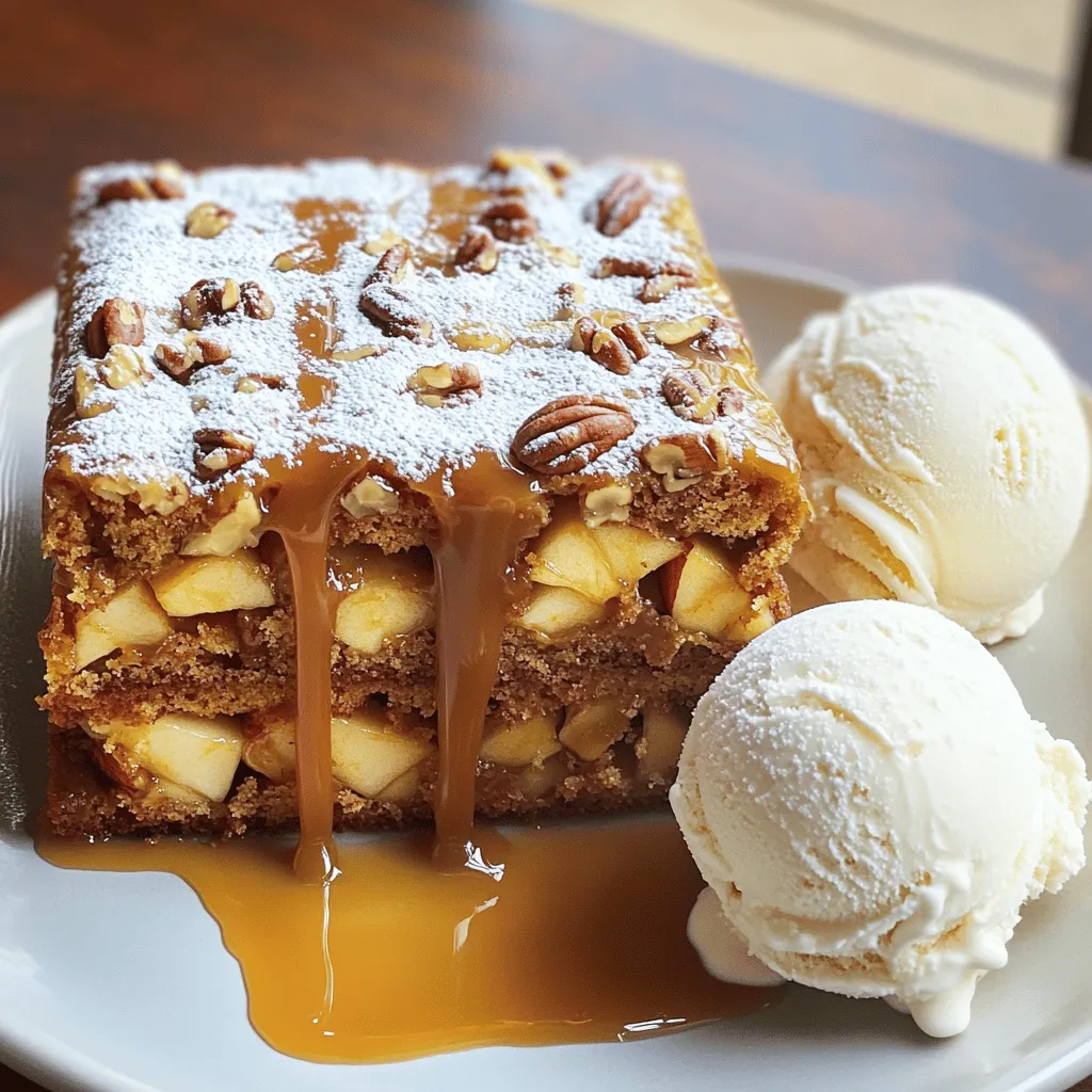 Für diesen Kuchen brauchst du einige einfache, aber wichtige Zutaten: - 2 Tassen Allzweckmehl - 1 ½ Tassen Kristallzucker - 1 Teelöffel Backpulver - 1 Teelöffel Natron - ½ Teelöffel Salz - 1 Teelöffel gemahlener Zimt - ½ Tasse ungesalzene Butter, weich - 4 große Eier - 1 Tasse Buttermilch - 2 Tassen geschälte und gewürfelte Äpfel (ca. 2 mittelgroße Äpfel) - 1 Tasse gehackte Pekannüsse (geröstet, wenn gewünscht) Diese Zutaten bilden die Basis für den saftigen und süßen Kuchen, den du lieben wirst. Die Mischung aus Äpfeln und Pekannüssen gibt dem Kuchen Textur und Geschmack. Um den Kuchen noch besser zu machen, kannst du Karamellsauce hinzufügen. Du brauchst: - 1 Tasse Karamellsauce (fertig gekauft oder selbst gemacht) - Extra Karamellsauce zum Drizzlen obendrauf - Puderzucker zum Bestäuben Die Karamellsauce macht den Kuchen besonders. Sie sorgt für einen süßen Glanz und einen zusätzlichen Geschmack. Die Wahl der richtigen Äpfel ist wichtig. Ich empfehle, süße und saftige Äpfel zu verwenden. Sorten wie Granny Smith oder Honeycrisp sind ideal. Sie geben einen tollen Kontrast zu dem süßen Karamell. Die Pekannüsse sollten frisch und knackig sein. Wenn du magst, röste sie leicht in einer Pfanne. Das hebt ihren Geschmack und macht sie noch köstlicher. Jetzt bist du bereit, deinen Karamell-Apfel-Pekannuss-Kuchen zu backen. Diese Zutaten bringen Freude in deine Küche! Heize deinen Ofen auf 175°C vor. Nimm zwei runde Kuchenformen mit 9 Zoll Durchmesser. Fette die Formen gründlich mit Butter ein. Bestäube sie dann leicht mit Mehl. So bleibt der Kuchen beim Backen nicht kleben. Es ist wichtig, dass du dies gut machst. Gib in eine große Rührschüssel die trockenen Zutaten: - 2 Tassen Allzweckmehl - 1 ½ Tassen Kristallzucker - 1 Teelöffel Backpulver - 1 Teelöffel Natron - ½ Teelöffel Salz - 1 Teelöffel gemahlener Zimt Verrühre alles mit einem Schneebesen gut. Dann füge die weiche Butter (½ Tasse) hinzu. Mische mit einem Handmixer, bis die Masse leicht und fluffig ist. Schlage die 4 Eier einzeln ein. Mische gut nach jedem Ei. Füge 1 Tasse Buttermilch hinzu und rühre alles glatt. Hebe die gewürfelten Äpfel (2 Tassen) und die Pekannüsse (1 Tasse) vorsichtig unter. Teile den Teig gleichmäßig auf die vorbereiteten Formen auf. Backe die Kuchen im Ofen für 25-30 Minuten. Prüfe mit einem Zahnstocher, ob sie fertig sind. Wenn der Zahnstocher sauber herauskommt, sind die Kuchen bereit. Lass sie etwa 10 Minuten in den Formen abkühlen. Danach lege die Kuchen auf ein Kuchengitter, um sie vollständig abkühlen zu lassen. So bleibt die Textur perfekt. Um den perfekten Karamell-Apfel-Pekannuss-Kuchen zu backen, gibt es einige einfache Tipps. Achte darauf, frische Zutaten zu verwenden. Frische Eier und gute Äpfel machen einen großen Unterschied. Mische die trockenen Zutaten gut, damit sich das Backpulver gleichmäßig verteilt. So wird der Kuchen schön fluffig. Stelle sicher, dass deine Butter weich, aber nicht geschmolzen ist. Das hilft, die richtige Konsistenz zu erreichen. Vergiss nicht, die Kuchenformen gut einzufetten. Ein wenig Mehl auf den Formen verhindert das Ankleben. Die Karamellsauce ist der Star dieses Kuchens. Du kannst sie selbst machen oder kaufen. Für eine selbstgemachte Sauce schmelze Zucker in einem Topf. Rühre langsam, bis er goldbraun ist. Füge dann Butter und Sahne hinzu. Das macht die Sauce cremig und lecker. Wenn du es etwas würziger magst, füge eine Prise Meersalz hinzu. Das bringt die Süße noch besser zur Geltung. Du kannst auch Ahornsirup statt Zucker verwenden, um einen anderen Geschmack zu erzielen. Die richtige Garnierung macht deinen Kuchen besonders. Du kannst Karamellsauce über die Oberseite träufeln. Das sieht nicht nur toll aus, sondern schmeckt auch fantastisch. Bestreue den Kuchen mit Puderzucker für einen eleganten Look. Eine weitere Idee ist, den Kuchen mit gerösteten Pekannüssen zu garnieren. Das gibt einen schönen Crunch. Serviere den Kuchen mit einer Kugel Vanilleeis. So wird jeder Bissen zu einem Genuss. {{image_4}} Wenn du eine spezielle Diät hast, kannst du den Kuchen anpassen. Zum Beispiel, um ihn glutenfrei zu machen, benutze glutenfreies Mehl. Du kannst auch den Zucker durch einen Süßstoff ersetzen. Für eine vegane Version, ersetze die Eier durch Apfelmus oder Leinsamen. Verwende pflanzliche Butter und Sojamilch anstelle von Buttermilch. Diese Alternativen machen den Kuchen für alle zugänglich. Möchtest du dem Kuchen mehr Geschmack verleihen? Füge eine Prise Muskatnuss oder Ingwer hinzu. Diese Gewürze bringen eine warme Note. Du kannst auch Kakao hinzufügen, um einen Schokoladengeschmack zu erzielen. Eine Kombination aus Zimt und Nelken gibt dem Kuchen eine herbstliche Note. Experimentiere mit den Gewürzen, um deinen perfekten Geschmack zu finden. Dieser Kuchen passt zu vielen Anlässen. Für Geburtstagsfeiern ist eine Schicht Sahne eine tolle Idee. Serviere ihn mit frischen Äpfeln und Pekannüssen als Dekoration. An Feiertagen kannst du einen Hauch von Zimt auf die Sahne streuen. Für einen gemütlichen Abend bei Freunden, serviere den Kuchen warm mit Vanilleeis. Jede dieser Ideen macht den Karamell-Apfel-Pekannuss-Kuchen zu einem besonderen Erlebnis. Um den Karamell-Apfel-Pekannuss-Kuchen frisch zu halten, decken Sie ihn gut ab. Verwenden Sie Frischhaltefolie oder eine Kuchenglocke. Lagern Sie den Kuchen an einem kühlen, trockenen Ort. Vermeiden Sie direkte Sonneneinstrahlung. Wenn der Kuchen mit Karamellsauce bedeckt ist, lagern Sie ihn im Kühlschrank. So bleibt die Sauce weich und lecker. Karamellsauce ist einfach aufzubewahren. Lassen Sie die Sauce zuerst abkühlen. Füllen Sie sie dann in ein sauberes Glas oder einen Behälter. Verschließen Sie den Behälter gut. Lagern Sie ihn im Kühlschrank. Die Sauce hält sich dort bis zu zwei Wochen. Zum Verwenden, erwärmen Sie die Sauce vorsichtig in der Mikrowelle oder auf dem Herd. Der Kuchen bleibt bei richtiger Lagerung bis zu fünf Tage frisch. Wenn Sie Reste haben, schneiden Sie ein Stück ab und lagern Sie es in einem luftdichten Behälter. Die Karamellsauce sollte immer separat aufbewahrt werden. Achten Sie darauf, dass alles gut verpackt ist, um Trockenheit zu vermeiden. Wenn der Kuchen älter als fünf Tage ist, überprüfen Sie ihn auf Geschmack und Aussehen, bevor Sie ihn essen. Um den Kuchen glutenfrei zu machen, ersetzen Sie das Allzweckmehl durch glutenfreies Mehl. Achten Sie darauf, eine Mischung zu wählen, die für Backen geeignet ist. Überprüfen Sie auch die anderen Zutaten, um sicherzustellen, dass sie glutenfrei sind. Ja, Sie können die Pekannüsse weglassen. Sie können sie auch durch andere Nüsse wie Walnüsse oder Mandeln ersetzen. Wenn Sie Nüsse vermeiden möchten, fügen Sie einfach mehr Äpfel hinzu. Die gesamte Zeit für Vorbereitung und Backen beträgt etwa 1 Stunde und 30 Minuten. Die Vorbereitungszeit ist etwa 20 Minuten. Das Backen dauert 25 bis 30 Minuten. Zu diesem Kuchen passen viele Beilagen gut. Eine Kugel Vanilleeis macht das Dessert besonders lecker. Sie können auch Schlagsahne oder einen Spritzer zusätzlicher Karamellsauce verwenden. Geröstete Pekannüsse sind eine schöne Garnitur. Der Karamell-Apfel-Pekannuss-Kuchen ist ein echter Genuss. Wir haben die Zutaten, die Zubereitung und wichtige Tipps behandelt. Berücksichtigen Sie die Variationen für spezielle Diäten und die Lagerung, um den Kuchen frisch zu halten. Denken Sie daran, dass jeder Biss knusprig und süß sein sollte. Ich hoffe, Sie probieren dieses Rezept aus und genießen es bei besonderen Anlässen. Viel Spaß beim Backen!