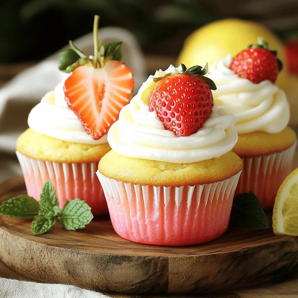 Für die perfekten Erdbeer-Zitronen-Cupcakes benötigst du folgende Zutaten: - 1 ½ Tassen Allzweckmehl - 1 Teelöffel Backpulver - ½ Teelöffel Natron - ½ Teelöffel Salz - ½ Tasse ungesalzene Butter, weich - 1 Tasse Zucker - 2 große Eier - 1 Teelöffel Vanilleextrakt - ½ Tasse Buttermilch - Schale von 1 Zitrone - ¼ Tasse frischer Zitronensaft - 1 Tasse Erdbeeren, püriert Diese Zutaten sorgen für den saftigen Teig und den frischen Geschmack. Für das köstliche Frosting brauchst du: - 1 Tasse ungesalzene Butter, weich - 4 Tassen Puderzucker - 1 Esslöffel frischer Zitronensaft - 1 Esslöffel Schlagsahne - 2 Esslöffel Erdbeerpüree für Farbe Das Frosting verleiht den Cupcakes eine süße und cremige Note. Um die Cupcakes schön zu präsentieren, kannst du auch verwenden: - Frische Erdbeeren, in Scheiben geschnitten - Zitronenschalen, gerieben - Frische Minzblätter Diese Dekoration macht das Dessert noch ansprechender und verleiht ihm eine frische Note. Heize deinen Ofen auf 175 °C vor. Nimm ein Muffinblech und lege es mit Cupcake-Förmchen aus. Dies verhindert, dass die Cupcakes kleben. Stelle sicher, dass du 12 Förmchen hast, da das Rezept 12 Cupcakes ergibt. Wenn du keine Förmchen hast, kannst du das Blech leicht einfetten. In einer mittelgroßen Schüssel mische das Mehl, Backpulver, Natron und Salz. Stelle diese Mischung beiseite. In einer großen Schüssel schlage die weiche Butter und den Zucker mit einem Handmixer. Mische sie auf hoher Stufe für 3 bis 4 Minuten. Die Mischung sollte hell und luftig sein. Füge die Eier einzeln hinzu. Schlage gut durch nach jeder Zugabe. Jetzt kommt der Vanilleextrakt und die Zitronenschale dazu. Rühre alles gut um. Gib die trockenen Zutaten abwechselnd mit der Buttermilch und dem Zitronensaft zur Mischung. Mische alles, bis es gerade so verbunden ist. Hebe das Erdbeerpüree vorsichtig unter. Das Püree sorgt für den leckeren Erdbeergeschmack. Fülle die Förmchen zu etwa zwei Dritteln mit dem Teig. Schiebe das Muffinblech in den Ofen. Backe die Cupcakes für 18 bis 20 Minuten. Überprüfe mit einem Zahnstocher, ob sie fertig sind. Der Zahnstocher sollte sauber herauskommen. Lass die Cupcakes 5 Minuten im Blech abkühlen. Danach setze sie auf ein Kuchengitter, um vollständig auszukühlen. So bleiben sie fluffig und weich. Um das beste Frosting zu machen, beginne mit sehr weicher Butter. Schlage die Butter in einer Schüssel cremig. Danach füge den Puderzucker langsam hinzu. Mische alles gut, um Klumpen zu vermeiden. Zitronensaft bringt Frische. Schlagsahne macht das Frosting leicht und luftig. Schlage es auf hoher Stufe für zwei bis drei Minuten. Ein bisschen Erdbeerpüree sorgt für Farbe und Geschmack. Achte darauf, dass das Frosting nicht zu flüssig wird. Die Präsentation macht viel aus. Ein einfacher Trick ist, jeden Cupcake mit einer Scheibe frischer Erdbeere zu garnieren. Füge einen kleinen Dreh von Zitronenschale hinzu. Das sieht toll aus und schmeckt gut. Platziere die Cupcakes auf einer schönen Platte. Frische Minzblätter geben einen hübschen grünen Akzent. Du kannst auch essbare Blüten verwenden, um die Cupcakes noch schöner zu machen. Das macht sie besonders für Feste. Ein häufiger Fehler ist, die Butter nicht weich genug zu machen. Das macht das Frosting klumpig. Achte darauf, dass alle Zutaten Raumtemperatur haben. Wenn du die Cupcakes zu lange backst, werden sie trocken. Mache den Zahnstocher-Test, um sicherzustellen, dass sie perfekt sind. Übermische den Teig nicht, sonst werden die Cupcakes fest. Verwende immer frische Zutaten für den besten Geschmack. {{image_4}} Wenn Sie die Erdbeeren nicht mögen, probieren Sie andere Früchte. Himbeeren, Pfirsiche oder Blaubeeren sind tolle Optionen. Sie können auch Mango oder Ananas verwenden. Achten Sie darauf, das Obst gut zu pürieren. So bleibt die Konsistenz des Teigs gleich. Jedes Obst bringt seinen eigenen Geschmack. Das macht die Cupcakes spannend und interessant. Frosting bringt den besonderen Kick. Neben dem klassischen Zitronen-Erdbeer-Frosting, können Sie auch andere Geschmäcker ausprobieren. Wie wäre es mit einem cremigen Frischkäse-Frosting? Dieser macht die Cupcakes besonders lecker. Ein Schokoladenfrosting passt auch gut. Wenn Sie es frisch und fruchtig mögen, versuchen Sie Limetten- oder Orangen-Frosting. Jedes Frosting bringt eine neue Note und macht die Cupcakes einzigartig. Für glutenfreie Cupcakes nutzen Sie glutenfreies Mehl. Achten Sie darauf, dass es gut bindet. Für vegane Cupcakes ersetzen Sie die Eier. Apfelmus oder Leinsamen können gute Alternativen sein. Verwenden Sie pflanzliche Butter für das Frosting. So bleiben die Cupcakes lecker und passen zu speziellen Diäten. Es ist wichtig, die Zutaten sorgfältig auszuwählen, um den besten Geschmack zu erhalten. Um die Erdbeer-Zitronen-Cupcakes frisch zu halten, lege sie in einen luftdichten Behälter. Stelle sicher, dass die Cupcakes vollständig abgekühlt sind, bevor du sie lagerst. Dies verhindert, dass sie matschig werden. Du kannst sie auch zwischen Lagen von Backpapier aufbewahren. So kommen die Cupcakes nicht aneinander und bleiben schön. Um die Frische der Cupcakes zu verlängern, halte sie im Kühlschrank. Kühle Temperaturen helfen, die Feuchtigkeit zu speichern. Du kannst die Cupcakes auch mit Frischhaltefolie abdecken. Diese Methode schützt sie vor Gerüchen und hält sie länger gut. Wenn du die Cupcakes mit Frosting hast, achte darauf, dass das Frosting nicht zu weich ist. Hartes Frosting schützt den Kuchen darunter. Das Einfrieren ist eine tolle Möglichkeit, die Cupcakes länger zu bewahren. Lass die Cupcakes zuerst gut abkühlen. Wickle sie dann in Frischhaltefolie und lege sie in einen Gefrierbeutel. So bleiben sie frisch für bis zu drei Monate. Frosting kannst du auch einfrieren. Fülle es in einen luftdichten Behälter und friere es separat ein. Wenn du bereit bist, die Cupcakes zu essen, lasse alles im Kühlschrank auftauen. So sind sie schnell wieder bereit zum Genießen. Erdbeer-Zitronen-Cupcakes halten sich bei Raumtemperatur etwa 2 bis 3 Tage. Bewahren Sie sie in einem luftdichten Behälter auf. Im Kühlschrank bleiben sie frisch für 5 bis 7 Tage. Wenn Sie die Cupcakes länger aufbewahren möchten, frieren Sie sie ein. So bleiben sie für bis zu 3 Monate gut. Ja, Sie können andere Früchte verwenden! Himbeeren oder Blaubeeren passen gut zu diesem Rezept. Pürieren Sie die Früchte wie die Erdbeeren. Achten Sie darauf, die Menge an frischem Saft zu reduzieren, wenn die Früchte viel Flüssigkeit haben. Hier sind einige Tipps für perfekte Cupcakes: - Messen Sie die Zutaten genau. Zu viel oder zu wenig kann die Textur ändern. - Lassen Sie die Butter weich werden. So lässt sie sich leichter mischen. - Übermixen Sie den Teig nicht. Mischen Sie nur, bis alles verbunden ist. - Füllen Sie die Förmchen nur bis zu zwei Dritteln. So laufen sie nicht über. - Überprüfen Sie die Backzeit. Jeder Ofen backt unterschiedlich. Zusammenfassend haben wir die Hauptzutaten für die Cupcakes und das Frosting besprochen. Ich habe dir auch gezeigt, wie du sie Schritt für Schritt backst. Tipps zum perfekten Frosting und häufige Fehler hast du ebenfalls gelernt. Dann haben wir Variationen und Aufbewahrung behandelt. Diese Informationen helfen dir, köstliche Cupcakes zu machen und sie frisch zu halten. Fang an, kreativ zu werden und deine eigenen Cupcake-Kreationen zu gestalten!