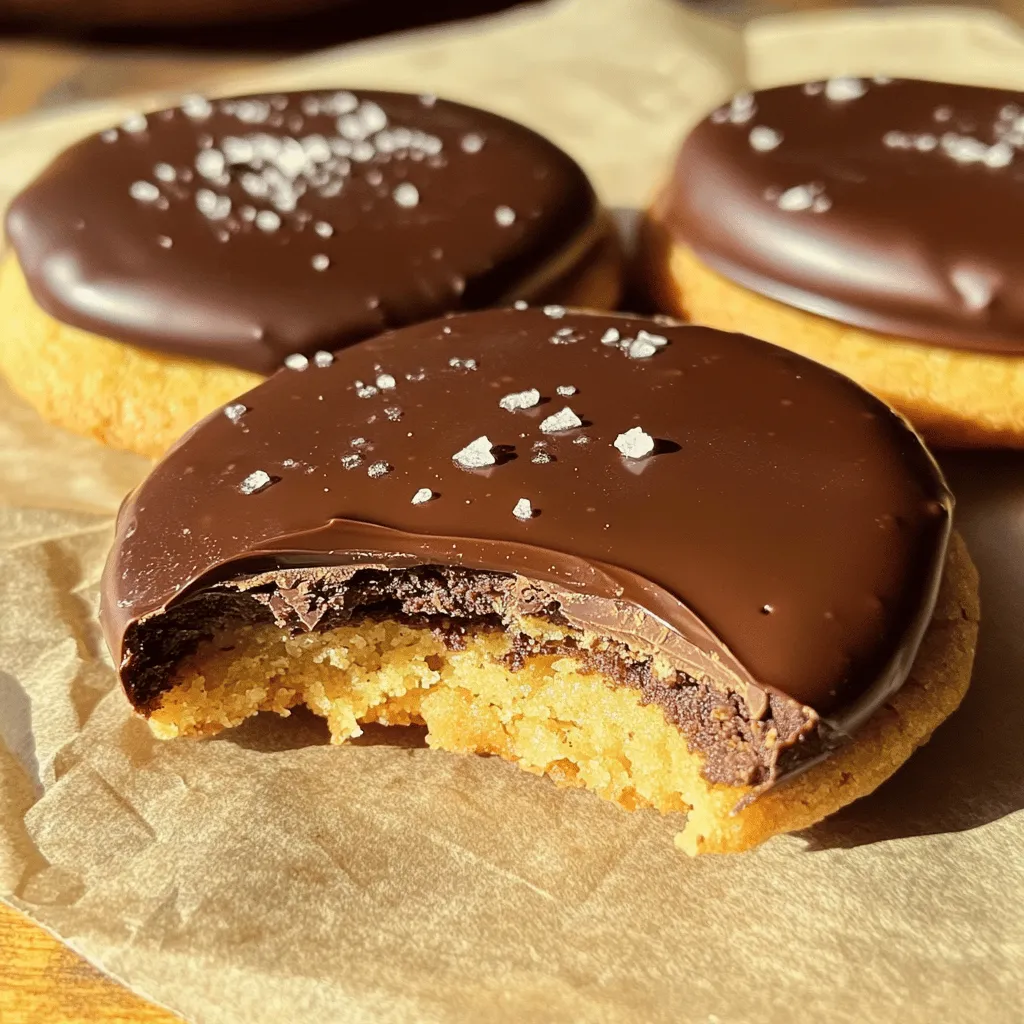 Für diese köstlichen Kekse benötigen wir: - 240 g ungesalzene Butter, weich - 200 g Haushaltszucker - 200 g brauner Zucker, fest gepackt - 2 große Eier - 2 Teelöffel Vanilleextrakt - 315 g Weizenmehl - 1 Teelöffel Backpulver - 1 Teelöffel Salz - 2 Esslöffel Espressopulver - 170 g Zartbitterschokoladenstückchen Diese Zutaten geben den Keksen eine tolle Textur und Geschmack. Die Mischung aus beiden Zuckersorten sorgt für einen süßen, aber nicht zu süßen Keks. Für die schokoladige Glasur brauchen wir: - 170 g Zartbitterschokoladenstückchen - 1 Esslöffel Kokosöl (optional, zum Verdünnen der Schokolade) - Meersalzflocken (zum Garnieren) Die Schokolade bringt den Keks auf ein neues Level. Das Kokosöl hilft, die Schokolade schön glatt zu machen. Wenn du keine Zartbitterschokolade magst, kannst du auch Milchschokolade verwenden. Für eine glutenfreie Option, ersetze das Weizenmehl durch glutenfreies Mehl. Anstatt der Eier kannst du auch Apfelmus oder eine Banane verwenden, um die Kekse vegan zu machen. Diese Optionen machen das Rezept flexibler und zugänglicher für alle. Heize deinen Ofen auf 175°C vor. Lege zwei Backbleche mit Backpapier aus. Diese Vorbereitung ist wichtig. Das Backpapier sorgt dafür, dass die Kekse nicht kleben. Nimm eine große Rührschüssel. Gib die weiche Butter, den Haushaltszucker und den braunen Zucker hinein. Rühre alles mit einem Handmixer cremig. Das dauert etwa drei bis fünf Minuten. Die Mischung sollte leicht und fluffig sein. Füge dann die Eier einzeln hinzu. Mische gründlich nach jeder Zugabe. Gib den Vanilleextrakt dazu und verrühre alles gut. In einer separaten Schüssel mische das Weizenmehl, Backpulver, Salz und Espressopulver. Gib die trockenen Zutaten nach und nach in die Butter-Zucker-Mischung. Rühre vorsichtig, bis alles verbunden ist. Übermische den Teig nicht! Hebe die Zartbitterschokoladenstückchen sanft unter den Teig. Mit einem Esslöffel forme Portionen des Teigs. Setze sie auf das Backpapier. Lass etwa 5 cm Abstand zwischen den Portionen. Backe die Kekse für 10-12 Minuten. Die Ränder sollten leicht goldbraun sein, während die Mitte weich bleibt. Lass die Kekse 5 Minuten auf dem Blech abkühlen, bevor du sie auf ein Kuchengitter legst. So wird der Keks schön knusprig. In der Zwischenzeit schmelze die Zartbitterschokoladenstückchen mit Kokosöl in der Mikrowelle. Erhitze sie in 30-Sekunden-Intervallen und rühre nach jedem Intervall. Sobald die Schokolade glatt ist, tauche die Hälfte jedes Kekses hinein. Lass die überschüssige Schokolade abtropfen. Lege die Kekse zurück auf das Backpapier. Bestreue sie mit Meersalzflocken, während die Schokolade noch feucht ist. Lass die Kekse bei Raumtemperatur oder im Kühlschrank für 30 Minuten aushärten. Der Teig sollte weich, aber nicht klebrig sein. Verwende weiche Butter, damit alles gut vermischt wird. Wenn der Teig zu trocken ist, füge einen Esslöffel Milch hinzu. Das hilft, die richtige Konsistenz zu erreichen. Achte darauf, die trockenen Zutaten nicht zu übermischen. So bleiben die Kekse schön zart. Backe die Kekse für 10 bis 12 Minuten. Die Ränder sollten goldbraun sein, während die Mitte leicht weich bleibt. Überprüfe die Kekse nach 10 Minuten. Nimm sie aus dem Ofen, bevor sie ganz fest sind. Sie härten beim Abkühlen nach. Wenn du sie zu lange backst, werden sie hart. Schmelze die Schokolade in der Mikrowelle. Nutze eine mikrowellenfähige Schüssel. Erhitze sie in 30-Sekunden-Intervallen. Rühre nach jedem Intervall gut um. So wird die Schokolade schön glatt. Wenn du Kokosöl hinzufügst, wird die Schokolade dünner und leichter zu dippen. {{image_4}} Wenn Sie Nüsse oder Trockenfrüchte mögen, können Sie diese hinzufügen. Walnüsse, Haselnüsse oder Mandeln passen gut zu Espresso. Für Trockenfrüchte empfehle ich Rosinen oder Cranberries. Diese Zutaten bringen eine neue Textur und einen süßen Geschmack in die Kekse. - Walnüsse: Grob gehackt, für einen nussigen Crunch. - Haselnüsse: Geröstet, für mehr Aroma. - Cranberries: Trocken, für eine fruchtige Note. Fügen Sie etwa 100 g Nüsse oder Trockenfrüchte zum Teig hinzu. Mischen Sie sie sanft unter den Keks-Teig, bevor Sie die Schokoladenstückchen hinzufügen. Für vegane Kekse ersetzen Sie die Eier und die Butter. Verwenden Sie Apfelmus oder Leinsamen als Ei-Ersatz. Ersetzen Sie die Butter durch Pflanzenmargarine oder Kokosöl. Diese Optionen bieten ähnliche Texturen und Aromen. - Apfelmus: 1/4 Tasse ersetzt ein Ei. - Leinsamen: 1 Esslöffel gemahlener Leinsamen mit 3 Esslöffeln Wasser. Für die Schokolade wählen Sie eine vegane Zartbitterschokolade. Diese sorgt für den gleichen köstlichen Geschmack ohne tierische Produkte. Experimentieren Sie mit verschiedenen Schokoladensorten. Dunkle Schokolade, Vollmilchschokolade oder weiße Schokolade geben neue Geschmäcker. Jede Sorte hat ihren eigenen Charakter. - Dunkle Schokolade: Intensiv und bitter. - Vollmilchschokolade: Süß und cremig. - Weiße Schokolade: Süß und mild. Schmelzen Sie die gewünschte Schokolade und tauchen Sie die Kekse ein. Sie können auch eine Mischung aus Schokoladen verwenden, um einen tollen Effekt zu erzielen. Um die Schokoladendipierten Espresso-Kekse frisch zu halten, lege sie in einen luftdichten Behälter. Achte darauf, dass die Kekse vollständig abgekühlt sind, bevor du sie lagerst. Wenn du Papier zwischen die Schichten legst, bleibt die Schokolade intakt. Halte die Kekse fern von direkter Sonne und Feuchtigkeit. Im Kühlschrank bleiben die Kekse bis zu einer Woche frisch. Sie können auch eingefroren werden. Im Gefrierschrank halten die Kekse bis zu drei Monate. Achte darauf, sie gut einzupacken, um Gefrierbrand zu vermeiden. Wenn du sie wieder aufwärmen möchtest, lasse sie einfach bei Raumtemperatur auftauen. Wenn die Kekse etwas trocken geworden sind, gibt es einfache Tricks. Lege ein Stück Brot in den Behälter. Das Brot hilft, die Feuchtigkeit zu halten. Eine andere Möglichkeit ist, die Kekse im Ofen kurz aufzuwärmen. Stelle den Ofen auf 150 Grad Celsius ein und backe die Kekse für etwa fünf Minuten. Sie werden wieder weich und lecker. Um Schokolade gut zu schmelzen, benutze eine Mikrowelle oder ein Wasserbad. Bei der Mikrowelle erhitze die Schokolade in 30-Sekunden-Intervallen. Rühre nach jedem Intervall, bis sie glatt ist. Beim Wasserbad, stelle eine Schüssel über einen Topf mit simmerndem Wasser. Die Schokolade sollte langsam schmelzen, während du sie rührst. Beide Methoden sorgen für tolle Ergebnisse. Ja, du kannst die Kekse glutenfrei machen! Ersetze das Weizenmehl durch glutenfreies Mehl. Achte darauf, ein Mehl zu wählen, das gut für Kekse funktioniert. Es gibt viele Optionen, die gut schmecken und die Konsistenz erhalten. Probiere eine Mischung aus Reismehl und Mandelmehl. Das sorgt für einen leckeren Geschmack und eine gute Textur. Schokoladendipierte Espresso-Kekse findest du in vielen Cafés und Bäckereien. Auch Online-Shops bieten sie oft an. Achte auf lokale Konditoreien, die besondere Kekse machen. Wenn du Zeit hast, empfehle ich, sie selbst zu backen. So kannst du die Zutaten wählen und sie frisch genießen. Du hast alles gelernt, um perfekte Kekse zu backen. Die Zutaten sind wichtig, von Keks-Teig bis zur Glasur. Die Schritt-für-Schritt-Anleitung hilft dir, das Backen einfach zu machen. Tipps und Tricks zeigen dir, wie du die besten Ergebnisse erzielst. Variationen bieten dir viele neue Geschmäcker. Denke auch an die richtigen Lagerungshinweise, damit deine Kekse lange frisch bleiben. Mit diesen Informationen bist du bereit, leckere Kekse zu zaubern und deine Familie oder Freunde zu beeindrucken. Viel Spaß beim Backen!