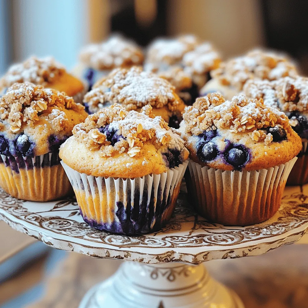 Für die saftigen Blaubeer-Crumble-Muffins benötigen Sie folgende Zutaten: - 1 ½ Tassen Allzweckmehl - ½ Tasse Kristallzucker - ½ Tasse brauner Zucker, gut gepackt - ½ Teelöffel Backpulver - ½ Teelöffel Natron - ¼ Teelöffel Salz - 1 großes Ei - ½ Tasse Buttermilch - ½ Tasse ungesalzene Butter, geschmolzen - 1 Teelöffel Vanilleextrakt - 1 ½ Tassen frische Blaubeeren Diese Zutaten sorgen für einen leckeren Geschmack und eine tolle Textur. Die Mischung aus Zuckern gibt den Muffins die nötige Süße, während das Mehl die Grundlage bildet. Für das knusprige Crumble-Topping verwenden Sie: - ½ Tasse Haferflocken - ¼ Tasse Allzweckmehl - ¼ Tasse brauner Zucker, gut gepackt - 2 Esslöffel kalte ungesalzene Butter, gewürfelt - 1 Teelöffel Zimt Das Topping bringt eine schöne Textur und einen tollen Geschmack. Der Zimt gibt den Muffins eine warme Note. Frische Blaubeeren sind das Herzstück dieser Muffins. Achten Sie darauf, die Blaubeeren vor der Verwendung gut zu waschen. Wählen Sie die besten und reifsten Beeren, damit die Muffins mehr Saftigkeit und Geschmack erhalten. Wenn Sie gefrorene Blaubeeren verwenden möchten, tauen Sie sie vorher auf, um eine matschige Konsistenz zu vermeiden. Heizen Sie den Ofen auf 190°C vor. Dies ist wichtig für gleichmäßiges Backen. Bereiten Sie eine Muffinform vor. Verwenden Sie Papierförmchen oder fetten Sie die Form gut ein. So lösen sich die Muffins später besser. Nehmen Sie eine große Rührschüssel. Geben Sie 1 ½ Tassen Allzweckmehl, ½ Tasse Kristallzucker, ½ Tasse braunen Zucker, ½ Teelöffel Backpulver, ½ Teelöffel Natron und ¼ Teelöffel Salz hinein. Mischen Sie alles gut, bis es gleichmäßig verteilt ist. Dies sorgt für ein gutes Aroma. In einer separaten Schüssel nehmen Sie 1 großes Ei. Fügen Sie ½ Tasse Buttermilch, ½ Tasse geschmolzene Butter und 1 Teelöffel Vanilleextrakt hinzu. Rühren Sie die Mischung glatt. Diese Zutaten geben den Muffins Feuchtigkeit und Geschmack. Gießen Sie die feuchten Zutaten in die trockenen Zutaten. Falten Sie alles vorsichtig mit einem Spatel oder Löffel. Mischen Sie so lange, bis alles gerade so vermischt ist. Ein paar Klümpchen sind in Ordnung. Dies macht die Muffins schön saftig. Für das Crumble-Topping nehmen Sie eine kleine Schüssel. Kombinieren Sie ½ Tasse Haferflocken, ¼ Tasse Allzweckmehl, ¼ Tasse braunen Zucker, 2 Esslöffel kalte Butter und 1 Teelöffel Zimt. Mischen Sie alles mit einer Gabel oder Ihren Fingern. Die Mischung sollte krümelig sein. Dies gibt den Muffins eine schöne, knusprige Oberseite. Füllen Sie den Muffinteig gleichmäßig in die vorbereitete Muffinform. Füllen Sie die Förmchen etwa zu ¾. Streuen Sie das Crumble-Topping großzügig über jeden Muffin. Backen Sie die Muffins 18-20 Minuten lang. Überprüfen Sie mit einem Holzspieß, ob sie durch sind. Lassen Sie die Muffins nach dem Backen 5 Minuten in der Form abkühlen. Dann legen Sie sie auf ein Kuchengitter, um weiter abzukühlen. Um die besten Muffins zu backen, halte dich an die Mengenangaben. Zu viel Mehl macht sie trocken. Achte darauf, die trockenen und feuchten Zutaten getrennt zu mischen. Dies sorgt für eine gute Textur. Die Muffins sind perfekt, wenn sie leicht golden sind. Ein Holzspieß sollte sauber herauskommen, wenn du ihn in die Mitte steckst. Du kannst die Blaubeeren ersetzen. Verwende Himbeeren oder Äpfel für andere Geschmäcker. Statt Buttermilch kannst du auch Joghurt verwenden. Möchtest du weniger Zucker? Nutze Honig oder Agavendicksaft. Für einen nussigen Geschmack füge Walnüsse oder Mandeln hinzu. Sei kreativ und entdecke neue Kombinationen. Ein häufiger Fehler ist das Übermischen des Teigs. Mische nur so lange, bis die Zutaten verbunden sind. Auch das Backen bei zu hoher Temperatur kann schaden. Halte dich an 190°C. Lass die Muffins nicht zu lange im Ofen, sonst werden sie trocken. Wenn du sie zu schnell abkühlst, können sie fallen. Lass sie fünf Minuten in der Form ruhen. {{image_4}} Um Blaubeer-Crumble-Muffins mit Nüssen zu machen, füge ½ Tasse gehackte Nüsse hinzu. Walnüsse oder Mandeln passen gut dazu. Die Nüsse geben den Muffins einen tollen Crunch. Mische sie einfach mit dem Teig, bevor du die Blaubeeren hinzufügst. So erhältst du einen köstlichen Geschmack und eine schöne Textur. Für vegane Blaubeer-Muffins ersetze das Ei durch einen Esslöffel Leinsamen. Mische den Leinsamen mit drei Esslöffeln Wasser und lasse es kurz stehen. Verwende auch pflanzliche Butter und pflanzliche Milch. So bleiben die Muffins saftig und lecker, ohne tierische Produkte. Für glutenfreie Blaubeer-Crumble-Muffins kann man eine glutenfreie Mehlmischung verwenden. Diese Mehlmischungen sind oft schon gut abgestimmt. Achte darauf, dass das Backpulver und das Natron ebenfalls glutenfrei sind. Die Muffins bleiben fluffig und lecker. Um die Blaubeer-Crumble-Muffins frisch zu halten, lege sie in einen luftdichten Behälter. Du kannst sie bei Raumtemperatur lagern. Achte darauf, dass sie vollständig abgekühlt sind, bevor du sie verpackst. So bleibt die Feuchtigkeit erhalten und die Muffins bleiben saftig. Wenn du die Muffins für später aufbewahren möchtest, friere sie ein. Lege die Muffins in einen Gefrierbeutel und drücke die Luft heraus. Du kannst sie bis zu drei Monate im Gefrierfach aufbewahren. Zum Auftauen nimm sie einfach aus dem Gefrierfach und lasse sie bei Raumtemperatur auftauen. Diese Muffins bleiben bei richtiger Lagerung etwa fünf Tage frisch. Wenn du sie im Kühlschrank aufbewahrst, halten sie eine Woche. Achte darauf, dass sie nicht austrocknen. Muffins, die du eingefroren hast, schmecken nach dem Auftauen fast wie frisch gebacken. Um fluffige Muffins zu erhalten, ist die Mischung der Zutaten wichtig. Vermische die trockenen Zutaten gut, bevor du die feuchten hinzufügst. Achte darauf, den Teig nicht zu stark zu rühren. Ein paar Klümpchen im Teig sind in Ordnung. Dies hilft, die Luft im Teig zu halten. Zusätzlich solltest du die Muffins nicht zu lange im Ofen lassen. So bleiben sie saftig und weich. Ja, du kannst gefrorene Blaubeeren verwenden. Das ist eine tolle Option, wenn frische Blaubeeren nicht verfügbar sind. Achte darauf, die gefrorenen Blaubeeren nicht vorher aufzutauen. Füge sie direkt zum Teig hinzu, damit sie nicht matschig werden. Das gibt den Muffins einen schönen Farbklecks und einen fruchtigen Geschmack. Dieses Rezept ergibt 12 köstliche Muffins. Sie sind perfekt für ein Frühstück oder als Snack. Wenn du mehr Muffins möchtest, kannst du das Rezept einfach verdoppeln. So kannst du genug für die ganze Familie backen oder sie mit Freunden teilen. Diese Anleitung hat gezeigt, wie man köstliche Blaubeer-Crumble-Muffins backt. Wir haben die Hauptzutaten und das Topping behandelt. Ich habe die Schritte zum Backen klar beschrieben. Tipps und Variationen helfen dir, kreativ zu sein. Denk daran, die Muffins richtig zu lagern und sie für später einzufrieren. So bewahrst du ihren Geschmack. Du kannst also deine eigenen leckeren Muffins genießen, wann immer du willst. Viel Spaß beim Backen!