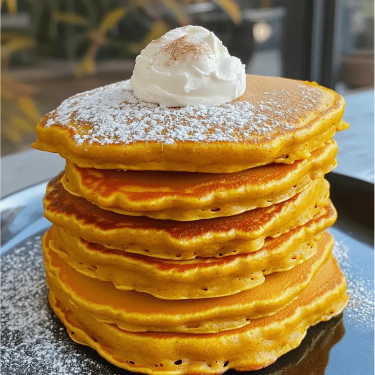 Für die Kürbis Cream Cheese Pfannkuchen brauchen Sie: - 1 Tasse Weizenmehl - 1/2 Tasse Haferflocken - 1 Esslöffel Backpulver - 1 Teelöffel Natron - 1/2 Teelöffel Salz - 1 Teelöffel Zimt - 1/2 Teelöffel Muskatnuss - 1 Tasse aus der Dose pürierter Kürbis - 1/2 Tasse Frischkäse, weich und zimmerwarm - 1/4 Tasse brauner Zucker - 2 große Eier - 1/2 Tasse Milch (Milch oder pflanzliche Alternativen) - 1 Teelöffel Vanilleextrakt - Butter oder Kochspray zum Braten Man kann einige Zutaten anpassen. Zum Beispiel, glutenfreies Mehl funktioniert gut. Sie könnten auch Hafermilch statt normaler Milch verwenden. Wenn Sie keinen braunen Zucker haben, nehmen Sie weißen Zucker. Der Geschmack bleibt dennoch lecker. Wählen Sie frischen Kürbis für den besten Geschmack. Achten Sie darauf, dass der Frischkäse weich ist. So lässt er sich leichter vermengen. Benutzen Sie frische Gewürze für mehr Aroma. Kaufen Sie die Haferflocken in Bio-Qualität für einen gesünderen Pfannkuchen. Zuerst müssen wir die trockenen Zutaten vorbereiten. Nehmen Sie eine große Schüssel. Geben Sie 1 Tasse Weizenmehl hinein. Fügen Sie 1/2 Tasse Haferflocken hinzu. Dann kommt 1 Esslöffel Backpulver dazu. Geben Sie 1 Teelöffel Natron und 1/2 Teelöffel Salz hinzu. Jetzt ist es Zeit für den Geschmack! Fügen Sie 1 Teelöffel Zimt und 1/2 Teelöffel Muskatnuss hinzu. Mischen Sie alles gut mit einem Schneebesen. Es sollte gleichmäßig verteilt sein. In einer anderen Schüssel kommen die feuchten Zutaten. Nehmen Sie 1 Tasse pürierten Kürbis aus der Dose. Fügen Sie 1/2 Tasse weichen Frischkäse dazu. Geben Sie 1/4 Tasse braunen Zucker hinzu. Dann kommen 2 große Eier dazu. Fügen Sie 1/2 Tasse Milch und 1 Teelöffel Vanilleextrakt hinzu. Mischen Sie alles gut, bis die Mischung glatt ist. Es ist wichtig, dass der Frischkäse gut eingearbeitet ist. Jetzt kombinieren wir die Zutaten. Gießen Sie die trockenen Zutaten nach und nach in die feuchte Mischung. Rühren Sie vorsichtig um, bis alles gerade so vermischt ist. Es ist okay, wenn noch ein paar Klumpen bleiben. Ein zu langes Rühren macht die Pfannkuchen hart. Der Teig sollte dick und cremig sein. Erhitzen Sie eine beschichtete Pfanne auf mittlerer Hitze. Fetten Sie die Pfanne leicht mit Butter oder Kochspray ein. Gießen Sie für jeden Pfannkuchen etwa 1/4 Tasse Teig in die Pfanne. Kochen Sie die Pfannkuchen, bis sich Blasen an der Oberfläche bilden. Das dauert etwa 2-3 Minuten. Wenden Sie die Pfannkuchen und kochen Sie sie weitere 2-3 Minuten, bis sie goldbraun sind. Wiederholen Sie diesen Schritt mit dem restlichen Teig. Servieren Sie die Pfannkuchen warm und genießen Sie sie mit Frischkäse und Ahornsirup! Um diese Kürbis Cream Cheese Pfannkuchen perfekt zu machen, ist es wichtig, die Zutaten richtig zu mischen. Ich rate dir, die trockenen Zutaten zuerst gut zu vermengen. So vermeidest du Klumpen. Wenn du die feuchten Zutaten hinzufügst, rühre nur kurz. Ein paar Klumpen sind in Ordnung. So bleiben die Pfannkuchen schön fluffig. Ein häufiger Fehler ist, zu lange zu rühren. Das macht die Pfannkuchen zäh. Achte auch darauf, die Pfanne nicht zu heiß werden zu lassen. Wenn die Pfanne zu heiß ist, verbrennen die Pfannkuchen außen, während sie innen roh bleiben. Lass die Pfanne auf mittlerer Hitze. Überprüfe die Pfannkuchen, wenn sich Blasen bilden. Das ist der richtige Moment, sie zu wenden. Der Teig sollte dick, aber nicht zu fest sein. Wenn er zu dick ist, kannst du etwas mehr Milch hinzufügen. Achte darauf, die Konsistenz vor dem Kochen zu prüfen. Ein guter Trick ist, einen kleinen Löffel Teig in die Pfanne zu geben. Wenn er sanft verläuft, ist der Teig perfekt. Wenn nicht, passe die Flüssigkeit an. So gelingen deine Pfannkuchen immer. {{image_4}} Wenn du neue Geschmäcker ausprobieren willst, sind herzhafte Varianten eine tolle Idee. Du kannst Käse oder Schinken hinzufügen. Für eine italienische Note füge etwas Parmesan und italienische Kräuter hinzu. Diese Zutaten passen gut zu Kürbis. Sie geben deinen Pfannkuchen mehr Tiefe. Für vegane Kürbis-Pfannkuchen kannst du einige Zutaten ersetzen. Nutze pflanzliche Milch statt normaler Milch. Statt Frischkäse probiere eine vegane Creme oder Seidentofu. Verwende Leinsamen oder Chiasamen als Ei-Ersatz. Diese Alternativen sind gesund und lecker. Du kannst auch verschiedene Gewürze und Zutaten nutzen. Ein Schuss Ingwer bringt Wärme in die Pfannkuchen. Eine Handvoll Walnüsse oder Pekannüsse gibt einen schönen Crunch. Probiere auch Schokoladenstückchen für eine süße Variante. Diese Extras machen die Pfannkuchen aufregender. Jeder Biss wird ein neues Erlebnis. Wenn Sie einige Pfannkuchen übrig haben, lagern Sie sie richtig. Lassen Sie die Pfannkuchen zuerst abkühlen, damit sie nicht weich werden. Legen Sie sie dann in einen luftdichten Behälter. Sie können auch Backpapier zwischen die Pfannkuchen legen, um sie nicht zusammenzukleben. Diese Methode hilft, die Frische zu bewahren. Die Pfannkuchen halten sich im Kühlschrank bis zu drei Tage. Um die Pfannkuchen wieder warm zu machen, gibt es verschiedene Methoden. Die einfachste Methode ist die Mikrowelle. Legen Sie die Pfannkuchen auf einen Teller und decken Sie sie mit einem feuchten Papiertuch ab. Wärmen Sie sie für etwa 30 Sekunden auf. Wenn Sie einen knusprigen Rand mögen, nutzen Sie eine Pfanne. Erhitzen Sie die Pfanne bei mittlerer Hitze und fügen Sie ein wenig Butter hinzu. Braten Sie die Pfannkuchen für 1-2 Minuten pro Seite. So bleiben sie lecker und frisch. Meal-Prepping ist eine tolle Idee für diese Pfannkuchen. Bereiten Sie den Teig im Voraus vor. Lagern Sie ihn in einem luftdichten Behälter im Kühlschrank. Sie können auch die trockenen und feuchten Zutaten getrennt lagern. Mischen Sie sie erst kurz vor dem Kochen. Das spart Zeit am Morgen. Eine andere Möglichkeit ist, die Pfannkuchen einzufrieren. Legen Sie sie in einen Gefrierbeutel mit Trennpapier. So können Sie sie später schnell aufwärmen und genießen. Kürbis-Cream Cheese-Pfannkuchen halten sich im Kühlschrank bis zu drei Tage. Lagern Sie sie in einem luftdichten Behälter. Vor dem Servieren können Sie sie leicht aufwärmen. Achten Sie darauf, die Pfannkuchen nicht länger als nötig aufzubewahren, um die Frische zu bewahren. Ja, Sie können die Pfannkuchen einfrieren. Legen Sie sie in einer Schicht auf ein Backblech, bis sie gefroren sind. Danach können Sie sie in einen luftdichten Beutel legen. So bleiben sie bis zu drei Monate frisch. Um sie wieder aufzuwärmen, lassen Sie sie im Kühlschrank auftauen und dann in der Mikrowelle oder in einer Pfanne erhitzen. Sie können Frischkäse durch griechischen Joghurt oder eine pflanzliche Alternative ersetzen. Dies gibt den Pfannkuchen eine ähnliche Cremigkeit. Achten Sie darauf, die Menge gleich zu halten. Der Geschmack wird leicht variieren, bleibt aber lecker. Zu Kürbis-Pfannkuchen passen viele Beilagen gut. Hier sind einige Ideen: - Ahornsirup für Süße - Frische Früchte wie Äpfel oder Bananen - Ein Klecks Joghurt für Frische - Nüsse für einen knusprigen Biss Experimentieren Sie mit verschiedenen Beilagen, um den perfekten Geschmack zu finden! Die Zutaten und die richtige Zubereitung sind der Schlüssel zu perfekten Kürbis-Pfannkuchen. Wir haben die besten Zutaten besprochen, um den Teig ideal zuzubereiten. Tipps helfen dir, Fehler zu vermeiden und die richtige Konsistenz zu erreichen. Variationen wie herzhafte oder vegane Optionen bringen neue Aromen. Lagere deine Pfannkuchen richtig und genieße sie später. Mit diesen Informationen bist du bestens gerüstet. Jetzt kannst du tolle Pfannkuchen kreieren!