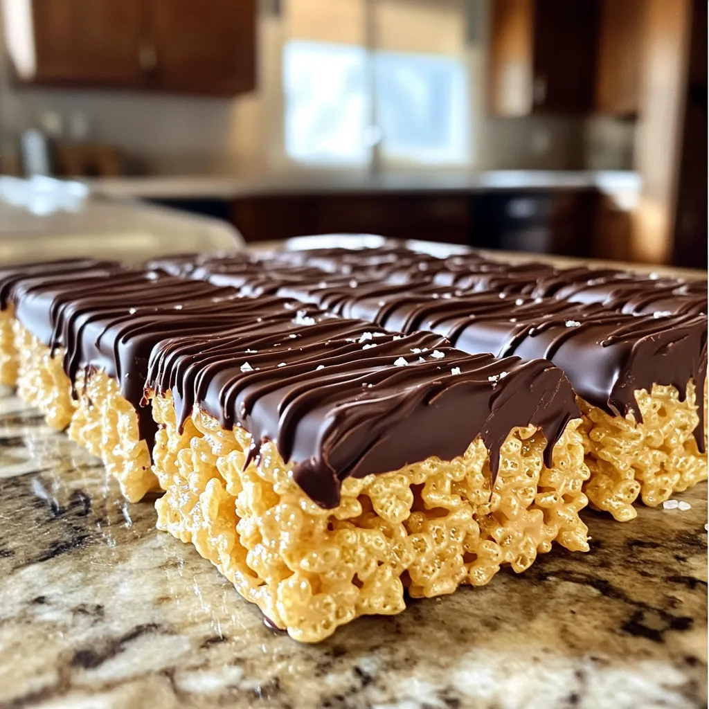 - 3 Tassen Rice Krispies Cerealien - 1 Tasse cremige Erdnussbutter - 1 Tasse halbsüße Schokoladenstückchen - 1/2 Tasse Honig oder Ahornsirup - 1 Teelöffel Vanilleextrakt - Eine Prise Meersalz Diese Zutaten bilden die Basis für die leckeren Schokoladen-Erdnussbutter Rice Krispie Treats. Rice Krispies sorgen für die knusprige Textur. Erdnussbutter bringt einen tollen Geschmack und Cremigkeit. Schokoladenstückchen fügen die süße Note hinzu, während Honig oder Ahornsirup die Mischung bindet und süßt. Vanilleextrakt verstärkt das Aroma, und das Meersalz hebt die Aromen hervor. Wenn du keine Erdnussbutter magst, probiere Mandelbutter oder Sonnenblumenbutter. Das gibt einen ähnlichen Geschmack. Für eine vegane Option kannst du Ahornsirup verwenden. Statt halbsüßer Schokolade kannst du Zartbitterschokolade oder weiße Schokolade nehmen. Wenn du glutenfreie Rice Krispies findest, ist das perfekt für eine glutenfreie Version. Wähle hochwertige Erdnussbutter ohne Zuckerzusatz. Das verbessert den Geschmack. Achte darauf, dass die Schokoladenstückchen einen hohen Kakaoanteil haben. Das sorgt für einen volleren Geschmack. Bei Honig wähle einen, der rein und natürlich ist. So vermeidest du Zusatzstoffe. Frische Zutaten machen den großen Unterschied in deinem Rezept. Zuerst nimmst du eine große Rührschüssel. Gib die 3 Tassen Rice Krispies hinein. Füge eine Prise Meersalz hinzu. Mische alles gut durch und stelle die Schüssel beiseite. So sind die Rice Krispies bereit für die Erdnussbutter-Mischung. Jetzt kommt der spannende Teil. Nimm einen mittelgroßen Kochtopf und stelle ihn auf schwache Hitze. Füge 1 Tasse cremige Erdnussbutter, 1/2 Tasse Honig oder Ahornsirup und 1 Teelöffel Vanilleextrakt hinzu. Rühre ständig um, bis die Mischung schmilzt und cremig wird. Das dauert nur ein paar Minuten. Nimm den Topf dann vom Herd. In einer mikrowellengeeigneten Schüssel gib die 1 Tasse halbsüße Schokoladenstückchen. Schmelze die Schokolade in 30-Sekunden-Intervallen in der Mikrowelle. Rühre nach jedem Intervall um, bis die Schokolade glatt ist. Gieße die geschmolzene Schokolade gleichmäßig über die Rice Krispies-Mischung. Verwende einen Spatel, um die Schokolade gut zu verteilen. Lass die Leckereien dann für etwa 30 Minuten bei Raumtemperatur abkühlen. Wenn du es schneller magst, stelle sie für 15 Minuten in den Kühlschrank. Wenn Sie Schokoladen-Erdnussbutter Rice Krispie Treats machen, gibt es einige häufige Fehler. Der erste Fehler ist, die Erdnussbutter zu heiß zu machen. Sie sollten die Mischung nur bei schwacher Hitze schmelzen. Ein weiterer Fehler ist, die Rice Krispies zu lange zu rühren. Das führt dazu, dass sie zerfallen. Achten Sie darauf, die Mischung gleichmäßig zu verteilen. Drücken Sie die Mischung in die Form, aber übertreiben Sie es nicht. Sonst werden die Treats zu hart. Um mehr Geschmack zu bekommen, können Sie verschiedene Zutaten hinzufügen. Probieren Sie andere Schokoladensorten, wie weiße oder dunkle Schokolade. Fügen Sie ein paar Nüsse oder Trockenfrüchte hinzu, um eine knackige Textur zu erhalten. Sie können auch etwas Zimt oder Kakaopulver für einen zusätzlichen Kick verwenden. Experimentieren Sie mit verschiedenen Sirupen. Agavensirup kann eine leckere Alternative zum Honig sein. Wenn Sie die Treats in Portionen schneiden wollen, gibt es einige Tipps. Sie können die Mischung in eine größere Form gießen, um dünnere Stücke zu machen. Alternativ können Sie die Mischung in Muffinförmchen geben. So erhalten Sie gleichmäßige Portionen. Um kleinere Snacks zu machen, schneiden Sie die Treats in kleine Quadrate oder Riegel. Das erleichtert das Teilen und Genießen. {{image_4}} Wenn du eine vegane Version der Schokoladen-Erdnussbutter Rice Krispie Treats machen möchtest, gibt es einfache Anpassungen. Ersetze die Honig oder Ahornsirup mit Agavendicksaft. Achte darauf, dass die Schokoladenstückchen vegan sind. Diese kleinen Änderungen machen das Rezept pflanzenbasiert und lecker. Du kannst dein Rezept noch spannender machen, indem du zusätzliche Zutaten hinzufügst. Geröstete Nüsse oder Sonnenblumenkerne geben einen tollen Crunch. Auch Trockenfrüchte wie Cranberries oder Rosinen passen gut dazu. Diese Zutaten bringen nicht nur neuen Geschmack, sondern auch mehr Nährstoffe. Für eine glutenfreie Version verwende glutenfreie Rice Krispies. Diese sind leicht erhältlich und schmecken genauso gut. Achte darauf, dass alle anderen Zutaten ebenfalls glutenfrei sind. So kannst du jeden mit einem glutenfreien Genuss erfreuen, ohne auf Geschmack zu verzichten. Um deine Schokoladen-Erdnussbutter Rice Krispie Treats frisch zu halten, lagere sie in einem luftdichten Behälter. Ein Kühlschrank ist ideal, besonders bei warmem Wetter. Die Treats bleiben so schön lecker und weich. Vermeide es, sie in der Nähe von Wärmequellen zu lagern. Zu viel Hitze kann die Schokolade schmelzen und die Textur ruinieren. Wenn du die Treats richtig lagerst, sind sie bis zu einer Woche haltbar. Der Kühlschrank hilft, die Frische zu bewahren. Du kannst sie auch bei Raumtemperatur aufbewahren, aber dann halten sie nur etwa drei bis vier Tage. Achte darauf, dass sie nicht austrocknen oder hart werden. Ein luftdichter Behälter schützt sie vor Luft und Feuchtigkeit. Das Einfrieren ist eine tolle Option, wenn du mehr Treats für später aufbewahren willst. Schneide die Leckereien in Stücke und lege sie in einen gefrierfesten Behälter oder einen Gefrierbeutel. Stelle sicher, dass du so viel Luft wie möglich herausdrückst. So bleiben sie bis zu drei Monate frisch. Um sie zu genießen, lass sie einfach im Kühlschrank auftauen oder bei Raumtemperatur stehen. Ja, du kannst die Schokoladenstückchen ersetzen. Dunkle Schokolade ist eine gute Wahl. Du kannst auch weiße Schokolade oder Karamellstückchen verwenden. Wenn du es fruchtiger magst, füge getrocknete Früchte hinzu. Achte darauf, dass die Menge gleich bleibt, um die Textur zu erhalten. Die Rice Krispie Treats bleiben frisch für etwa eine Woche. Lagere sie in einem luftdichten Behälter. Du kannst sie auch im Kühlschrank aufbewahren, um die Haltbarkeit zu verlängern. So bleiben sie länger knusprig und lecker. Ja, du kannst die Erdnussbutter ersetzen. Sonnenblumenbutter ist eine tolle nussfreie Option. Sie hat einen ähnlichen Geschmack und eine ähnliche Konsistenz. Du kannst auch Sojabutter oder Kokosnussbutter verwenden. Achte darauf, die gleiche Menge wie bei der Erdnussbutter zu verwenden. In diesem Artikel haben wir die wichtigsten Zutaten und ihre Alternativen für Rice Krispie Treats betrachtet. Die Schritt-für-Schritt-Anleitung hilft dir, diese Leckereien perfekt zuzubereiten. Zudem gibt es nützliche Tipps, um Fehler zu vermeiden und Variationen auszuprobieren. Achte auf die Lagerung, damit die Treats frisch bleiben. Probiere neue Zutaten aus und passe das Rezept deinen Vorlieben an. So verwandelst du einfache Snacks in etwas ganz Besonderes!