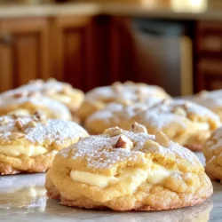 Um die leckeren Kürbisgewürz-Cheesecake-Kekse zu machen, brauchst du: - 240 g Frischkäse, weich gemacht - 115 g ungesalzene Butter, weich gemacht - 200 g Zucker - 100 g brauner Zucker, fest gepackt - 1 großes Ei - 1 Teelöffel Vanilleextrakt - 250 g Weizenmehl - 1 Teelöffel Backpulver - 1 Teelöffel Kürbisgewürz - 1/2 Teelöffel Salz - 120 g gehackte Nüsse (Walnüsse oder Pekannüsse, optional) - 90 g Schokoladensplitter (optional) - Puderzucker zum Bestäuben Frischkäse macht die Kekse schön cremig. Achte darauf, dass er weich ist. So lässt er sich gut mit der Butter vermischen. Du kannst auch einen fettreduzierten Frischkäse verwenden, aber der Geschmack kann sich ändern. Kürbisgewürz ist wichtig für das herbstliche Aroma. Es enthält Zimt, Muskatnuss und Ingwer. Wenn du kein Kürbisgewürz hast, kannst du auch Zimt und Muskatnuss verwenden. Falls du keine ungesalzene Butter findest, kannst du auch gesalzene Butter nehmen. Reduziere dann das Salz im Rezept auf eine Prise. Wenn du kein Weizenmehl hast, probiere es mit Dinkelmehl. Es hat einen ähnlichen Geschmack und eine gute Textur. Für eine glutenfreie Option nimm eine glutenfreie Mehlmischung. Die Kekse werden etwas anders, aber sie sind trotzdem lecker. Hast du keine gehackten Nüsse? Lass sie einfach weg oder ersetze sie durch Haferflocken. So bekommst du einen anderen, aber tollen Biss. Zuerst heizen Sie Ihren Ofen auf 175°C vor. Legen Sie ein Backblech mit Backpapier aus. So kleben die Kekse nicht fest. In einer großen Schüssel schlagen Sie den weichen Frischkäse und die Butter zusammen. Nutzen Sie einen Handmixer oder eine Küchenmaschine. Mischen Sie dann den weißen und den braunen Zucker hinzu, bis die Mischung fluffig ist. Rühren Sie das Ei und den Vanilleextrakt ein. In einer separaten Schüssel mischen Sie das Weizenmehl, Backpulver, Kürbisgewürz und Salz. Fügen Sie diese trockenen Zutaten nach und nach zur feuchten Mischung hinzu. Rühren Sie vorsichtig, um Klumpen zu vermeiden. Wenn Sie möchten, heben Sie die gehackten Nüsse und die Schokoladensplitter unter den Teig. Nehmen Sie einen Esslöffel und formen Sie gleichmäßige Portionen. Platzieren Sie diese auf dem Backblech mit einem Abstand von etwa 5 cm. Backen Sie die Kekse für 12-15 Minuten. Die Ränder sollten leicht goldbraun sein. Die Mitte kann weich sein, das ist normal. Lassen Sie die Kekse 5 Minuten auf dem Blech abkühlen, bevor Sie sie auf ein Kuchengitter legen. Wenn die Kekse abgekühlt sind, bestäuben Sie sie mit Puderzucker. Das macht sie schön festlich und lecker! Um die besten Kürbisgewürz-Cheesecake-Kekse zu backen, befolge diese Tipps: - Lass die Butter und den Frischkäse auf Raumtemperatur kommen. So vermischen sie sich besser. - Mische die trockenen Zutaten gut, bevor du sie hinzufügst. Das sorgt für gleichmäßigen Geschmack. - Achte darauf, den Teig nicht zu lange zu rühren. Das macht die Kekse zäh. - Verwende ein Esslöffelmaß für gleich große Kekse. So backen sie gleichmäßig. - Achte auf die Backzeit. Die Kekse sollten leicht goldbraun sein, aber nicht zu dunkel. Hier sind häufige Fehler und einfache Lösungen: - Zu viel Mehl verwenden: Miss das Mehl richtig. Schütte es nicht direkt in die Tasse. - Zu heißer Ofen: Stelle sicher, dass der Ofen gut vorgeheizt ist. Ein ungenauer Ofen kann die Kekse verbrennen. - Teig zu warm: Kühle den Teig etwa 30 Minuten im Kühlschrank. Das hilft, die Kekse besser zu formen. - Kekse zu nah beieinander: Lass genug Platz auf dem Blech. Kekse laufen beim Backen auseinander. Kürbisgewürz ist toll, aber du kannst mehr hinzufügen: - Zimt: Ein Hauch Zimt bringt Wärme und Tiefe. - Muskatnuss: Sie gibt einen feinen, nussigen Geschmack. - Ingwer: Frischer oder gemahlener Ingwer bringt eine angenehme Schärfe. - Nelken: Sie sorgen für einen starken, süßen Duft. Diese Gewürze können deine Kekse noch interessanter machen. Experimentiere, um deine perfekte Mischung zu finden! {{image_4}} Ich liebe es, mit Rezepten zu spielen. Für diese Kekse sind Nüsse und Schokoladensplitter großartige Ergänzungen. Gehackte Walnüsse oder Pekannüsse bringen einen nussigen Geschmack. Sie machen die Kekse knuspriger und geben mehr Textur. Schokoladensplitter fügen eine süße Note hinzu. Du kannst die Menge nach Geschmack anpassen oder ganz weglassen. Wenn du glutenfrei backen möchtest, gibt es einfache Lösungen. Tausche das Weizenmehl gegen eine glutenfreie Mehlmischung aus. Achte darauf, dass die Mischung für das Backen geeignet ist. Du kannst auch Mandelmehl verwenden, um einen leckeren Geschmack zu erhalten. Das wird die Kekse etwas dichter machen, aber sie bleiben köstlich. Beim Servieren dieser Kekse sind der Kreativität keine Grenzen gesetzt. Du kannst sie warm mit einer Kugel Vanilleeis servieren. Das Eis schmilzt leicht und macht die Kekse noch besser. Eine andere Idee ist, die Kekse mit frisch geschlagener Sahne zu garnieren. Du kannst auch Puderzucker darüber streuen, um eine schöne Präsentation zu erreichen. Um die Kürbisgewürz-Cheesecake-Kekse frisch zu halten, lege sie in einen luftdichten Behälter. Der Behälter schützt die Kekse vor Feuchtigkeit und Gerüchen. Stelle den Behälter an einen kühlen, dunklen Ort. Das ist wichtig, damit die Kekse nicht weich werden. Diese Kekse halten sich bis zu einer Woche. Nach der ersten Woche können sie ihre Frische verlieren. Wenn du sie länger aufbewahren möchtest, ist das Einfrieren eine gute Option. Achte darauf, die Kekse richtig zu lagern, um den besten Geschmack zu erhalten. Um die Kekse einzufrieren, lege sie in eine einzelne Schicht auf ein Backblech. Stelle das Blech für etwa eine Stunde in den Gefrierschrank. Wenn die Kekse fest sind, kannst du sie in einen luftdichten Behälter oder einen Gefrierbeutel umfüllen. So bleiben sie bis zu drei Monate frisch. Wenn du sie essen möchtest, lasse sie einfach bei Raumtemperatur auftauen. Sie schmecken dann fast wie frisch gebacken! Diese Kekse sind bis zu einer Woche frisch. Bewahren Sie sie in einem luftdichten Behälter auf. So bleiben sie weich und lecker. Wenn Sie sie länger aufbewahren möchten, können Sie sie einfrieren. Gefroren halten sie bis zu drei Monate. Denken Sie daran, sie vor dem Essen einige Stunden bei Raumtemperatur auftauen zu lassen. Ja, Sie können Frischkäse durch griechischen Joghurt ersetzen. Dies macht die Kekse leicht und cremig. Alternativ können Sie auch Ricotta probieren. Der Geschmack wird etwas anders, aber immer noch köstlich. Achten Sie darauf, die Menge gleich zu halten, damit der Teig nicht zu trocken wird. Wenn der Teig zu klebrig ist, fügen Sie etwas mehr Mehl hinzu. Ein Esslöffel nach dem anderen sollte helfen. Mischen Sie gut, bis der Teig besser formbar ist. Alternativ können Sie den Teig für 30 Minuten in den Kühlschrank stellen. Kühle Temperatur macht ihn fester und einfacher zu handhaben. Zusammenfassend haben wir die wichtigsten Zutaten und Schritte für die perfekten Kekse besprochen. Wir haben auch hilfreiche Tipps und Variationen gegeben, die dir helfen, kreativ zu sein. Denk daran, die richtigen Lagerbedingungen zu beachten, damit deine Kekse frisch bleiben. Mit diesen einfachen Anleitungen und Ratschlägen kannst du köstliche Kekse backen und genießen. Viel Spaß beim Ausprobieren und Schlemmen!