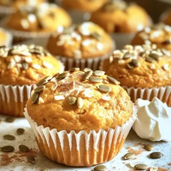 Für die Kürbis-Gewürz-Latte-Muffins brauchst du: - 1 Tasse Weizenmehl (Typ 405) - 1 Tasse Vollkornmehl - 1 Teelöffel Backpulver - 1 Teelöffel Natron - 1 Teelöffel gemahlener Zimt - 1/2 Teelöffel gemahlene Muskatnuss - 1/2 Teelöffel gemahlener Ingwer - 1/2 Teelöffel Salz - 3/4 Tasse Zucker (fein) - 1/2 Tasse brauner Zucker, fest gepackt - 1 Tasse Kürbispüree (aus der Dose) - 1/3 Tasse Pflanzenöl - 2 große Eier - 1 Teelöffel Vanilleextrakt - 1 Tasse frisch gebrühter Kaffee, abgekühlt - 1/2 Tasse Schokoladenstückchen (optional) - 2 Esslöffel Kürbiskerne (zum Bestreuen) Wenn du keine bestimmten Zutaten hast, gibt es tolle Alternativen: - Statt Weizenmehl kannst du Dinkelmehl verwenden. - Statt Zucker kannst du Honig oder Ahornsirup nehmen. - Verwende Apfelmus anstelle von Pflanzenöl für weniger Fett. - Für eine vegane Variante ersetze die Eier durch Leinsamen oder Chia-Samen. Die Auswahl der Zutaten ist wichtig für den Geschmack. Hier sind einige Tipps: - Wähle frisches Kürbispüree für mehr Aroma. - Verwende hochwertigen Kaffee für einen besseren Geschmack. - Achte darauf, dass die Gewürze frisch sind; so schmecken die Muffins besser. - Suche nach Bio-Zutaten, wenn möglich. Sie sind oft geschmackvoller und gesünder. Heize deinen Ofen auf 175°C vor. Dies sorgt für gleichmäßiges Backen. Lege ein Muffinblech mit Papierförmchen aus oder fette es leicht ein. So lösen sich die Muffins später gut. Nimm eine mittelgroße Schüssel. Vermenge dort 1 Tasse Weizenmehl, 1 Tasse Vollkornmehl, 1 Teelöffel Backpulver, 1 Teelöffel Natron, 1 Teelöffel gemahlenen Zimt, 1/2 Teelöffel gemahlene Muskatnuss, 1/2 Teelöffel gemahlenen Ingwer und 1/2 Teelöffel Salz. Mische alles gut, bis es gleichmäßig aussieht. In einer großen Schüssel mische 3/4 Tasse feinen Zucker, 1/2 Tasse braunen Zucker, 1 Tasse Kürbispüree, 1/3 Tasse Pflanzenöl, 2 große Eier, 1 Teelöffel Vanilleextrakt und 1 Tasse abgekühlten Kaffee. Benutze einen Schneebesen, um alles glatt zu rühren. Füge die trockenen Zutaten nach und nach zu den feuchten Zutaten hinzu. Rühre vorsichtig um, bis alles gerade so vermischt ist. Es ist okay, wenn noch kleine Klumpen vorhanden sind. Übermische den Teig nicht. Wenn du magst, hebe 1/2 Tasse Schokoladenstückchen unter. Teile den Teig gleichmäßig auf die Muffinförmchen, sodass sie zu zwei Dritteln gefüllt sind. Bestreue die Oberseiten mit 2 Esslöffeln Kürbiskernen. Backe die Muffins für 18-22 Minuten. Stecke einen Zahnstocher in die Mitte. Wenn er sauber herauskommt, sind die Muffins fertig. Lass sie 5 Minuten im Blech abkühlen. Übertrage sie dann auf ein Kuchengitter zum vollständigen Abkühlen. Um perfekte Kürbis-Gewürz-Latte-Muffins zu backen, solltest du einige häufige Fehler kennen. Ein großer Fehler ist, den Teig zu übermischen. Dies kann zu dichten Muffins führen. Mische die trockenen und nassen Zutaten nur so lange, bis sie sich verbinden. Ein weiterer Fehler ist, die Muffins zu lange zu backen. Behalte die Backzeit im Auge. Wenn ein Zahnstocher sauber herauskommt, sind sie fertig. Um die Frische deiner Muffins zu bewahren, lasse sie zuerst vollständig auskühlen. Danach lege sie in einen luftdichten Behälter. So bleiben sie weich und lecker. Wenn du sie länger aufbewahren möchtest, kannst du die Muffins auch einfrieren. Wickel sie gut in Frischhaltefolie ein und lege sie in einen Gefrierbeutel. So halten sie bis zu drei Monate. Für einen besonderen Genuss serviere die Muffins warm. Bestreue sie mit etwas Zimt oder Puderzucker. Ein Klecks Schlagsahne macht sie noch besser. Du kannst sie auch mit einer Tasse frischem Kaffee oder Tee genießen. Probiere die Muffins mit einer Prise Muskatnuss oder Zimt für zusätzlichen Geschmack. {{image_4}} Wenn du eine glutenfreie Option suchst, probiere Kürbis-Gewürz-Wraps. Nutze glutenfreies Mehl anstelle von Weizenmehl. Mische das glutenfreie Mehl mit den gleichen Gewürzen. Der Teig wird weich, aber lecker. Backe die Wraps in einer Pfanne. So erhältst du eine tolle, glutenfreie Variante. Du kannst die Schokoladenstückchen ganz nach deinem Geschmack wählen. Dunkle Schokolade gibt einen intensiven Geschmack. Milchschokolade ist süß und cremig. Weiße Schokolade bringt eine sanfte Süße. Probiere verschiedene Kombinationen aus. So bleibt das Rezept spannend und neu. Nüsse oder Trockenfrüchte machen die Muffins noch besser. Walnüsse oder Pekannüsse geben einen tollen Crunch. Trockenfrüchte wie Cranberries oder Rosinen bringen Süße. Füge eine halbe Tasse Nüsse oder Früchte hinzu. Mische sie vorsichtig in den Teig. So hast du einen fruchtigen, nussigen Genuss in jedem Bissen. Um Muffins frisch zu halten, lege sie in einen luftdichten Behälter. Du kannst auch eine Frischhaltefolie verwenden. Achte darauf, dass die Muffins vollständig abgekühlt sind. Dadurch vermeidest du, dass sie matschig werden. Lagere sie an einem kühlen, trockenen Ort. Im Kühlschrank halten sich die Muffins etwa fünf bis sieben Tage. Wenn du sie länger aufbewahren möchtest, friere sie ein. In einem gefrierfesten Behälter bleiben sie bis zu drei Monate frisch. Achte darauf, sie gut zu verpacken, um Gefrierbrand zu vermeiden. Um die Muffins aufzuwärmen, lege sie für etwa 10 bis 15 Sekunden in die Mikrowelle. Du kannst sie auch im Ofen bei 180°C für fünf Minuten erwärmen. Serviere sie warm mit einem Hauch von Zimt und einem Klecks Schlagsahne. So schmecken sie fast wie frisch gebacken! Die Muffins bleiben frisch für etwa 3 bis 4 Tage. Bewahre sie in einem luftdichten Behälter auf. So bleibt die Feuchtigkeit erhalten. Wenn du sie länger aufbewahren möchtest, friere sie ein. So bleiben sie bis zu 3 Monate haltbar. Ja, du kannst den Zucker reduzieren. Probiere, den feinen Zucker auf 1/2 Tasse zu verringern. Das wird den Muffins weniger süß machen, aber sie bleiben lecker. Du kannst auch Honig oder Ahornsirup verwenden. Das verändert den Geschmack aber leicht. Für eine vegane Variante ersetze die Eier mit Leinsamen oder Apfelmus. Nutze auch pflanzliche Milch anstelle von normalem Kaffee. Achte darauf, einen veganen Zucker zu wählen. So bleibt das Rezept rein pflanzlich und lecker. Ja, diese Muffins sind ideal für Kinder. Sie enthalten gesunde Zutaten wie Kürbispüree. Außerdem sind sie weich und leicht zu essen. Du kannst die Schokoladenstückchen weglassen, wenn du möchtest. So sind sie noch gesünder und perfekt für kleine Feinschmecker. In diesem Artikel habe ich die wichtigsten Schritte zur Muffin-Zubereitung besprochen. Wir haben Zutaten, Variationen und Tipps zur Lagerung behandelt. Jedes Detail ist wichtig für leckere Muffins. Achte darauf, frische Zutaten zu wählen und häufige Fehler zu vermeiden. Muffins sind einfach zuzubereiten und bieten viel Spielraum für Kreativität. Mit diesen Tipps wirst du großartige Muffins machen. Viel Spaß beim Backen!