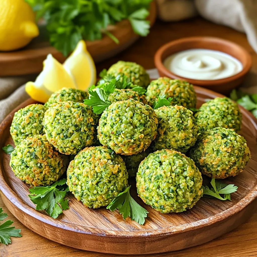 Für leckere Air Fryer Falafel brauchst du einige einfache Hauptzutaten. Sie sind leicht zu finden und machen den Falafel besonders schmackhaft. Hier ist die Liste: - 1 Dose (425 g) Kichererbsen, abgetropft und abgespült - 1 kleine Zwiebel, fein gehackt - 2 Knoblauchzehen, gehackt - 60 g frische Petersilie, gehackt - 60 g frischer Koriander, gehackt - 1 Esslöffel gemahlener Kreuzkümmel - 1 Esslöffel gemahlener Koriander - 1 Teelöffel Backpulver - 2 Esslöffel Allzweckmehl (oder Kichererbsenmehl für glutenfrei) - Salz und Pfeffer nach Geschmack Diese Zutaten sind die Basis für deine Falafel. Die Kichererbsen geben eine tolle Textur, während die Kräuter frischen Geschmack bringen. Neben den Hauptzutaten gibt es einige ergänzende Zutaten, die den Geschmack verbessern. Diese Zutaten machen deine Falafel besonders. Überlege, etwas mehr hinzuzufügen: - Zitronensaft für Frische - Chili für Schärfe - Gewürze wie Paprika oder Zimt für Tiefe Diese zusätzlichen Aromen bringen mehr Leben in dein Gericht. Du kannst sie nach deinem Geschmack anpassen. Die Qualität der Zutaten ist wichtig für den Geschmack. Hier sind einige Tipps, um frische Zutaten auszuwählen: - Wähle Kichererbsen ohne Konservierungsstoffe. - Achte darauf, dass die Kräuter frisch und grün sind. - Die Zwiebeln sollten fest und ohne Druckstellen sein. Frische Zutaten machen den größten Unterschied. Sie sorgen dafür, dass deine Falafel lecker und gesund sind. Wenn du die richtigen Zutaten wählst, wirst du mit deinem Gericht stolz sein! Um die Falafel-Mischung zu machen, beginne mit einer Dose Kichererbsen. Spüle sie gut ab und lasse sie abtropfen. Gib die Kichererbsen in eine Küchenmaschine. Füge die fein gehackte Zwiebel und den gehackten Knoblauch hinzu. Dann kommen die gehackte Petersilie und der frische Koriander dazu. Jetzt ist es Zeit für die Gewürze: gemahlener Kreuzkümmel und gemahlener Koriander. Vergiss nicht das Backpulver sowie etwas Salz und Pfeffer. Pulsieren Sie die Mischung, bis alles gut vermischt ist, aber noch etwas Textur hat. Dies schafft den richtigen Biss für die Falafel. Fülle die Mischung in eine Schüssel und lasse sie mindestens 30 Minuten im Kühlschrank ruhen. Nach der Kühlzeit kannst du die Falafel formen. Nimm einen Esslöffel der Mischung und forme kleine Bällchen oder Patties. Achte darauf, dass sie nicht zu groß sind, damit sie gleichmäßig garen. Lege die geformten Falafel auf einen Teller. Du solltest genug Platz zwischen ihnen lassen, damit sie nicht zusammenkleben. Dies hilft, dass die Falafel beim Frittieren knusprig bleiben. Heize deinen Air Fryer auf 190°C vor. Sprühe den Korb des Air Fryers leicht mit Olivenölspray ein. Platziere die Falafel gleichmäßig im Korb. Achte darauf, sie nicht zu überladen. Sprühe die Oberseite der Falafel mit etwas mehr Olivenölspray. Dies sorgt für eine schöne goldbraune Farbe und extra Knusprigkeit. Frittieren Sie die Falafel 10-12 Minuten lang. Wende sie einmal während des Garens, damit sie gleichmäßig knusprig werden. Wenn sie goldbraun sind, nimm sie heraus und serviere sie warm. Um die perfekte Textur für deine Falafel zu erzielen, achte auf die Mischung. Verwende eine Küchenmaschine, um die Zutaten gut zu vermengen. Pulsieren ist wichtig, damit die Mischung nicht zu glatt wird. Du willst kleine Stückchen von Kichererbsen fühlen. Diese geben den Falafel einen tollen Biss. Nach dem Mischen lass die Mischung 30 Minuten im Kühlschrank ruhen. Das hilft, dass sie ihre Form behält. Ein häufiges Problem ist, dass die Falafel auseinanderfallen. Um dies zu vermeiden, mache die Mischung nicht zu nass. Wenn die Kichererbsen zu viel Wasser ziehen, füge etwas mehr Mehl hinzu. Achte auch darauf, dass du die Falafel nicht zu groß machst. Kleine Bällchen oder Patties halten besser zusammen. Und vergiss nicht, den Air Fryer nicht zu überladen. So kann die heiße Luft überall zirkulieren. Für extra knusprige Falafel sprühe die Oberseite mit Olivenölspray. Das gibt eine schöne goldene Farbe und knusprige Textur. Wichtig ist auch die Temperatur des Air Fryers. Heize ihn gut vor, bevor du die Falafel hineinlegst. Eine Temperatur von 190°C (375°F) ist ideal. Wende die Falafel nach der Hälfte der Garzeit. So werden sie von beiden Seiten gleichmäßig knusprig. {{image_4}} Möchten Sie Falafel ohne Gluten? Benutzen Sie Kichererbsenmehl statt Allzweckmehl. Es gibt einen tollen Geschmack und macht die Falafel weich. Achten Sie darauf, dass alle anderen Zutaten auch glutenfrei sind. So können auch Personen mit Glutenunverträglichkeit genießen. Um mehr Geschmack zu bekommen, fügen Sie zusätzliche Gewürze hinzu. Paprika oder Chili bringen eine schöne Schärfe. Kräuter wie Minze oder Dill geben einen frischen Kick. Experimentieren Sie mit verschiedenen Kombinationen. So wird jede Portion einzigartig und lecker. Servieren Sie die Falafel mit frischen Beilagen. Ein einfacher Salat mit Tomaten, Gurken und Zwiebeln passt perfekt. Dazu empfehle ich dips wie Tahini-Sauce oder einen Joghurt-Dip. Diese sorgen für einen tollen Geschmack und machen das Gericht noch gesünder. Genießen Sie die Kombination aus knusprigen Falafel und frischen Zutaten. Wenn du die Falafel aufbewahren möchtest, lasse sie zuerst abkühlen. Lege sie dann in einen luftdichten Behälter. So bleiben sie frisch und knusprig. Du kannst auch ein Blatt Küchenpapier zwischen die Schichten legen. Das hilft, die Feuchtigkeit zu absorbieren. Stelle den Behälter in den Kühlschrank. So bleiben die Falafel bis zu drei Tage gut. Um die Falafel wieder warm zu machen, heize den Air Fryer auf 180°C vor. Lege die Falafel in den Korb. Erhitze sie für etwa 5-7 Minuten. So werden sie wieder knusprig. Du kannst sie auch in einer Pfanne auf dem Herd aufwärmen. Sie sollten leicht knusprig werden, wenn du sie ohne Öl erhitzt. Falafel lassen sich gut einfrieren. Platziere sie auf einem Backblech und friere sie ein. Wenn sie fest sind, kannst du sie in einen Gefrierbeutel geben. Sie halten sich im Gefrierfach bis zu drei Monate. Zum Auftauen lege sie über Nacht in den Kühlschrank. Danach kannst du sie wie gewohnt im Air Fryer aufwärmen. Air Fryer Falafel kochen für 10 bis 12 Minuten. Bei 190°C (375°F) werden sie goldbraun und knusprig. Es ist wichtig, sie während des Kochens einmal zu wenden. So bekommen sie eine gleichmäßige Bräunung. Die genaue Zeit kann leicht variieren, je nach Air Fryer-Modell. Achten Sie darauf, dass sie nicht zu trocken werden. Ja, Sie können die Falafel auch frittieren. Dazu erhitzen Sie Öl in einem Topf. Frittieren Sie die Falafel in kleinen Portionen, bis sie goldbraun sind. Dies dauert in der Regel 4 bis 5 Minuten pro Charge. Frittierte Falafel sind oft sehr knusprig, aber sie haben mehr Fett. Die Air Fryer-Methode ist gesünder und einfacher. Ja, Falafel sind gesund, wenn sie in Maßen gegessen werden. Sie bestehen aus Kichererbsen, die reich an Ballaststoffen sind. Diese fördern die Verdauung und halten Sie länger satt. Zudem enthalten sie wichtige Nährstoffe wie Eiweiß, Eisen und B-Vitamine. Verwenden Sie weniger Öl, um die Kalorien zu reduzieren. Kombinieren Sie sie mit frischem Gemüse oder Salaten für eine ausgewogene Mahlzeit. Wir haben die Hauptzutaten für Falafel genau betrachtet und wie man sie auswählt. Ich habe eine einfache Schritt-für-Schritt-Anleitung zum Zubereiten geteilt. Tipps zur Textur, häufige Fehler und Geheimnisse für knusprige Falafel steigern den Genuss. Variationen bieten köstliche Optionen, während Lagerungstipps sicherstellen, dass sie frisch bleiben. Falafel sind vielseitig und lecker. Probiere sie aus, und genieße gesunde, knusprige Snacks!