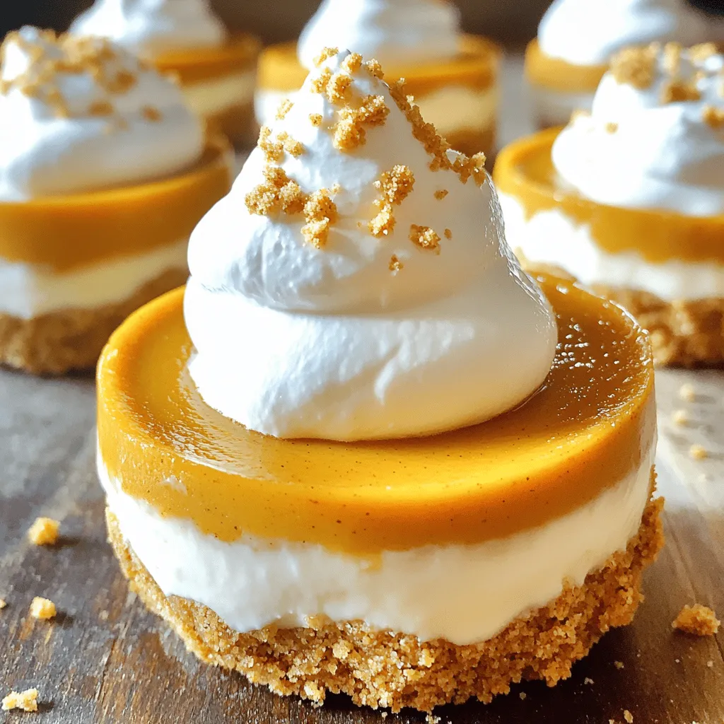 - 1 Tasse Graham-Cracker-Brösel - 1/4 Tasse ungesalzene Butter, geschmolzen - 225 g Frischkäse, weich - 1 Tasse Kürbispüree Die Hauptzutaten sind die Basis für den leckeren Genuss dieser Kürbiskuchen Cheesecake Cups. Graham-Cracker-Brösel geben eine knusprige Kruste. Geschmolzene Butter macht die Kruste schön fest. Frischkäse sorgt für die cremige Textur. Kürbispüree bringt den typischen Herbstgeschmack, der so viele mag. - 100 g Zucker - 2 Esslöffel brauner Zucker - 1 Teelöffel gemahlener Zimt Die Gewürze und Süßungsmittel sind wichtig für den Geschmack. Zucker und brauner Zucker geben Süße. Brauner Zucker sorgt auch für einen tiefen Karamellgeschmack. Gemahlener Zimt ist das Geheimnis für den warmen und einladenden Duft. Diese Kombination macht jeden Bissen besonders. - 2 Eier - 2 Teelöffel Vanilleextrakt - Schlagsahne (zum Garnieren) Eier helfen, die Füllung zu binden und geben ihr eine schöne Struktur. Vanilleextrakt fügt einen zusätzlichen Geschmack hinzu, der die anderen Aromen ergänzt. Schlagsahne obenauf macht die Cheesecake Cups noch einladender. Sie sorgen für einen schönen Kontrast zur cremigen Füllung. Mit diesen Zutaten wirst du ein köstliches Dessert zaubern, das alle begeistert. Heize den Ofen auf 175°C vor. Dies ist wichtig, um die Kruste perfekt zu backen. In einer mittelgroßen Schüssel vermenge die Graham-Cracker-Brösel, die geschmolzene Butter und den braunen Zucker. Rühre gut, bis alles gleichmäßig vermischt ist. Drücke die Krustenmischung fest in den Boden jedes Bechers. Achte darauf, dass sie gleichmäßig verteilt ist. Backe die Kruste für 5 Minuten im Ofen. Danach nimm die Becher heraus und lasse sie etwas abkühlen. Nimm eine große Rührschüssel und schlage den weichen Frischkäse mit dem Zucker cremig. Verwende einen Handmixer für die beste Konsistenz. Füge dann das Kürbispüree und die Gewürze hinzu. Rühre alles gut, bis die Mischung cremig und glatt ist. Schöpfe die Füllung gleichmäßig in die vorbereiteten Krusten. Fülle die Becher zu etwa drei Vierteln. Überprüfe die Backzeit und die Temperatur. Backe die Becher für 25-30 Minuten. Die Mitte sollte fest und leicht aufgepufft sein. Lass die Becher nach dem Backen auf Raumtemperatur abkühlen. Stelle sie dann für mindestens 2 Stunden in den Kühlschrank, damit sie fest werden. Vor dem Servieren dekoriere jeden Cheesecake-Becher mit einem Klecks Schlagsahne und zerbröselten Graham-Crackern. - Übermixen der Füllung: Wenn Sie die Füllung zu lange mixen, wird sie luftig. Das macht die Cheesecake-Becher weniger fest. Mixen Sie nur, bis alles gut vermischt ist. - Überfüllen der Krusten: Füllen Sie die Krusten nicht bis zum Rand. Lassen Sie Platz für das Aufgehen der Füllung. So vermeiden Sie ein Überlaufen im Ofen. - Ofentemperatur überprüfen: Stellen Sie sicher, dass Ihr Ofen richtig heizt. Ein Thermometer kann helfen, die Temperatur genau zu messen. Eine falsche Temperatur kann das Backergebnis ruinieren. - Abkühlzeiten beachten: Lassen Sie die Becher nach dem Backen vollständig abkühlen. Sie müssen mindestens zwei Stunden im Kühlschrank stehen, um fest zu werden. Geduld ist hier der Schlüssel! - Anrichten der Becher: Servieren Sie die Cheesecake-Becher in schönen Gläsern oder kleinen Tassen. So sehen sie toll aus und sind leicht zu essen. - Verwendung von Garnierungen: Dekorieren Sie die Becher mit Schlagsahne und zerbröselten Graham-Crackern. Fügen Sie auch etwas Zimt oder Muskatnuss für extra Geschmack hinzu. Das macht den Genuss noch schöner! {{image_4}} Eine tolle Idee ist es, die Basis der Cheesecake Becher mit Schokoladenkeksen zu machen. Diese Kekse geben einen süßen und schokoladigen Geschmack. Außerdem kann man verschiedene Kürbisgewürze nutzen. Statt nur Zimt kann man auch Muskatnuss oder Ingwer hinzufügen. So wird der Geschmack noch interessanter. Für vegane Gäste kann man pflanzlichen Frischkäse verwenden. Dieser gibt dem Dessert eine ähnliche Konsistenz wie der normale Frischkäse. Auch für glutenfreie Freunde gibt es Lösungen. Es gibt viele glutenfreie Keksalternativen. Diese können wie die normalen Kekse verwendet werden. So kann jeder die leckeren Becher genießen. Toppings machen alles besser! Karamellsauce kann über die Becher gegossen werden. Es fügt eine süße Note hinzu. Nüsse oder Schokoladenstücke sind weitere tolle Optionen. Sie geben einen crunchigen Biss und extra Geschmack. Experimentiere mit verschiedenen Toppings und finde deinen Favoriten! Die besten Cheesecake-Becher bleiben im Kühlschrank frisch. Sie halten bis zu einer Woche. Stelle sicher, dass du sie in einem luftdichten Behälter aufbewahrst. So bleibt der Geschmack erhalten. Ich empfehle, sie vor dem Servieren kurz bei Raumtemperatur stehen zu lassen. So schmecken sie noch besser. Wenn du die Cheesecake-Becher länger aufbewahren möchtest, friere sie einfach ein. Stelle sicher, dass sie in einem gefrierfesten Behälter sind. Du kannst sie auch in Frischhaltefolie einwickeln. So bleibt die Frische erhalten. Die Becher halten bis zu drei Monate im Gefrierfach. Wenn du sie essen möchtest, stelle sie über Nacht in den Kühlschrank, um sie aufzutauen. Beim Aufwärmen ist es wichtig, vorsichtig zu sein. Stelle die Becher in die Mikrowelle für 15-20 Sekunden. Achte darauf, dass sie nicht zu heiß werden. Alternativ kannst du sie auch im Ofen warm machen. Lege die Becher auf ein Backblech und heize den Ofen auf 150°C. Lass sie etwa 10 Minuten drin. So bleiben sie lecker und cremig. Die Cheesecake-Becher halten sich im Kühlschrank bis zu fünf Tage. Lagere sie in einem luftdichten Behälter. Achte darauf, dass die Becher gut abgedeckt sind, um sie frisch zu halten. Wenn du sie länger aufbewahren möchtest, kannst du sie auch einfrieren. Ja, du kannst die Becher einen Tag oder zwei vorher zubereiten. Das macht die Vorbereitung für Feste viel einfacher. Lasse sie nach dem Backen gut abkühlen. Stelle sie dann in den Kühlschrank. So haben die Becher genug Zeit, um fest zu werden. Du kannst sie auch am Tag der Veranstaltung dekorieren. Du kannst die Füllung nach deinem Geschmack ändern. Füge zum Beispiel Schokoladenstückchen hinzu, um einen schokoladigen Twist zu bekommen. Du kannst auch andere Gewürze wie Muskat oder Nelken verwenden. Diese geben den Cheesecake-Bechern einen neuen Geschmack. Experimentiere mit verschiedenen Keksarten für die Kruste. So kreierst du immer wieder neue Geschmäcker und Texturen. Die Cheesecake-Becher sind einfach zuzubereiten und lecker. Wir haben die Hauptzutaten wie Graham-Cracker-Brösel, Frischkäse und Kürbispüree besprochen. Wichtige Schritte wie das Backen der Kruste und das Zubereiten der Füllung sind klar erklärt. Tipps und Variationen helfen dabei, das Rezept anzupassen. Achten Sie auf Lagerung und Präsentation. Experimentieren Sie mit neuen Füllungen und Toppings! So wird Ihr Cheesecake zum Highlight. Viel Spaß beim Backen!