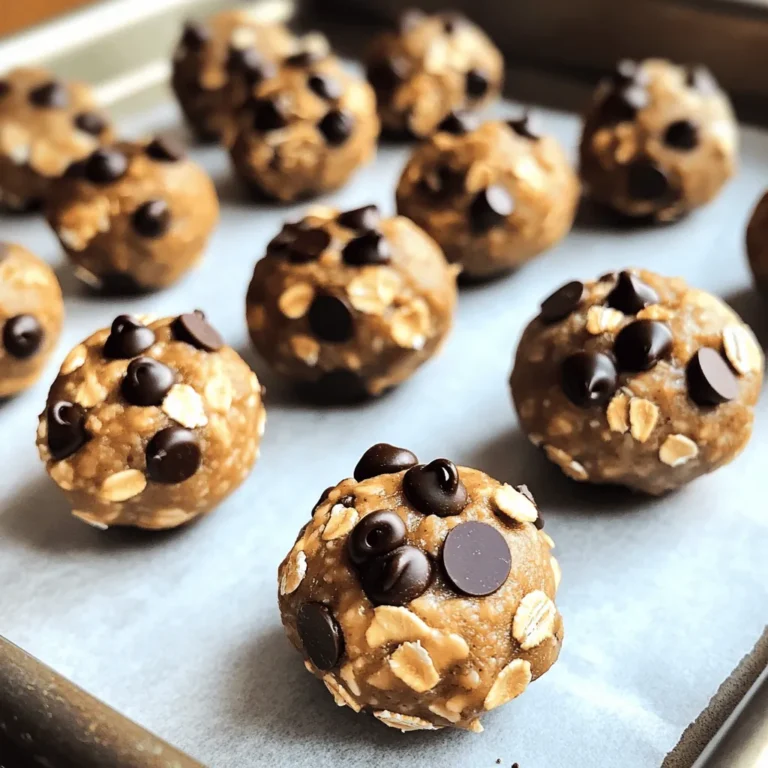 Für diese leckeren Erdnussbutter-Schokoladen-Energie-Kugeln brauchst du: - 1 Tasse Haferflocken - ½ Tasse natürliche Erdnussbutter - ¼ Tasse Honig (oder Ahornsirup) - ½ Tasse Schokoladenstückchen (dunkel oder halb-süß) - ¼ Tasse gemahlene Leinsamen - 1 Teelöffel Vanilleextrakt - Eine Prise Salz Diese Zutaten sind einfach zu finden und machen die Kugeln gesund und nahrhaft. Die Haferflocken geben dir Energie, und die Erdnussbutter liefert gesunde Fette. Eine Portion von etwa einer Kugel hat ungefähr: - Kalorien: 120 - Fett: 6 g - Kohlenhydrate: 14 g - Eiweiß: 3 g - Ballaststoffe: 2 g Diese Nährwerte sind ideal für einen Snack. Sie geben dir einen schnellen Energieschub, ohne dich schwer zu fühlen. Wenn du einige Zutaten ersetzen willst, gibt es tolle Alternativen: - Erdnussbutter: Probiere Mandelbutter oder Cashewbutter. - Honig: Agavendicksaft ist eine gute vegane Option. - Schokoladenstückchen: Verwende getrocknete Früchte oder Nüsse. - Leinsamen: Chiasamen sind auch eine gute Wahl für mehr Ballaststoffe. Diese Alternativen helfen dir, die Rezeptur an deine Vorlieben oder diätetischen Bedürfnisse anzupassen. Zuerst nehme ich eine große Rührschüssel. Ich gebe 1 Tasse Haferflocken, ¼ Tasse gemahlene Leinsamen und eine Prise Salz hinein. Dann vermische ich alles gut. So stelle ich sicher, dass die trockenen Zutaten gleichmäßig verteilt sind. Dies ist wichtig für den Geschmack und die Textur der Energie-Kugeln. In einer separaten Schüssel gebe ich ½ Tasse natürliche Erdnussbutter. Dazu kommen ¼ Tasse Honig oder Ahornsirup und 1 Teelöffel Vanilleextrakt. Mit einem Löffel vermenge ich alles gut, bis eine glatte Masse entsteht. Diese Mischung bringt den süßen und nussigen Geschmack in die Energie-Kugeln. Jetzt ist es Zeit, die Kugeln zu formen. Ich nehme die Erdnussbuttermischung und gieße sie in die Schüssel mit den trockenen Zutaten. Dann rühre ich alles gut um, bis es gleichmäßig vermischt ist. Nun füge ich ½ Tasse Schokoladenstückchen hinzu und hebe sie vorsichtig unter. Wenn die Mischung zu klebrig ist, stelle ich sie für 30 Minuten in den Kühlschrank. Dann forme ich kleine Kugeln, etwa 2,5 cm groß. Ich lege die Kugeln auf ein Backblech mit Backpapier. Nach dem Formen kühle ich die Kugeln für eine Stunde im Kühlschrank. So werden sie fest und lecker. Der Kühlschrank ist dein bester Freund für diese Energie-Kugeln. Nach dem Formen der Kugeln lege sie für eine Stunde in den Kühlschrank. Das hilft, sie fester zu machen. Wenn die Mischung zu klebrig ist, stelle sie für 30 Minuten in den Kühlschrank. So lässt sich die Mischung leichter rollen. Die Mischung kann anfangs etwas schwierig sein. Verwende deine Hände, um die Kugeln zu formen. Wenn du sie zu trocken findest, füge einen kleinen Spritzer Wasser oder mehr Erdnussbutter hinzu. Stelle sicher, dass die Schokoladenstückchen gleichmäßig verteilt sind. So bekommst du bei jedem Biss den perfekten Schokoladengeschmack. Um die Textur zu verbessern, kannst du die Haferflocken vorher rösten. Das gibt ihnen einen nussigen Geschmack und eine bessere Konsistenz. Eine weitere Option ist, die Leinsamen zu mahlen, bevor du sie hinzufügst. Das macht die Kugeln cremiger. Experimentiere mit verschiedenen Zutaten, wie Kokosnuss oder Nüssen, um deine eigene perfekte Mischung zu finden. {{image_4}} Wenn du ein echter Schokoladenliebhaber bist, kannst du die Schokoladenstückchen variieren. Probiere verschiedene Sorten aus. Dunkle Schokolade gibt einen intensiven Geschmack. Halb-süße Schokolade hat eine süßere Note. Auch weiße Schokolade passt gut. Du kannst die Menge an Schokoladenstückchen erhöhen. So wird der Schokoladengeschmack noch stärker. Möchtest du deine Energie-Kugeln proteinreicher machen? Füge einfach einen Scoop Proteinpulver hinzu. Das gibt dir einen zusätzlichen Nährstoffkick. Erdnussbutter hat bereits viel Protein. Die Kombination macht dies zu einem perfekten Snack nach dem Training. Du kannst auch Nüsse oder Samen einfügen. Mandeln oder Chiasamen sind tolle Optionen. Sie bringen noch mehr Protein und gesunde Fette. Für Allergiker gibt es tolle Alternativen. Verwende Mandelbutter oder Sonnenblumenbutter statt Erdnussbutter. Diese Optionen sind oft besser verträglich. Achte darauf, glutenfreie Haferflocken zu benutzen, wenn du Gluten meiden musst. Süßungsmittel wie Agavendicksaft sind auch gut. Sie sind eine feine Wahl für viele Allergiker. So kannst du den Snack für jeden genießen. Die Erdnussbutter-Schokoladen-Energie-Kugeln sind einfach zu lagern. Bewahre sie in einem luftdichten Behälter im Kühlschrank auf. So bleiben sie frisch und lecker. Du kannst sie bis zu einer Woche genießen. Die Kälte hilft, ihre Form und Konsistenz zu bewahren. Achte darauf, dass die Kugeln nicht aneinanderkleben. Lege etwas Backpapier zwischen die Schichten, falls nötig. Für längere Haltbarkeit friere die Energie-Kugeln ein. Lege sie auf ein Backblech und friere sie zuerst für ein paar Stunden ein. Danach kannst du sie in einen luftdichten Behälter oder einen Gefrierbeutel umfüllen. So bleiben sie bis zu drei Monate frisch. Wenn du einen Snack brauchst, nimm einfach eine Kugel heraus und lass sie kurz auftauen. Das ist schnell und einfach. Die Qualität der Energie-Kugeln bleibt am besten, wenn du sie richtig lagerst. Im Kühlschrank sind sie eine Woche haltbar. Im Gefrierfach können sie drei Monate lang gut bleiben. Achte darauf, dass die Zutaten frisch sind. So schmecken die Kugeln immer gut. Wenn sie anfangen, trocken oder krümelig zu werden, ist es besser, sie zu entsorgen. So hast du immer einen leckeren und gesunden Snack zur Hand. Du kannst 1 bis 3 Energie-Kugeln pro Tag essen. Diese Kugeln sind nahrhaft. Sie geben dir Energie für den Tag. Achte jedoch auf die Portionen. Sie sind reich an Kalorien. Zu viele können deinen Kalorienbedarf schnell erhöhen. Höre auf deinen Körper und genieße sie in Maßen. Ja, du kannst die Schokoladenstückchen weglassen. Die Energie-Kugeln schmecken auch ohne sie gut. Du kannst auch andere Zutaten hinzufügen. Probiere Nüsse oder Trockenfrüchte. Diese Varianten bieten gesunde Fette und Ballaststoffe. Sie halten deine Snacks spannend und lecker. Die besten Alternativen sind Mandelbutter oder Cashewbutter. Diese Nussbutter haben einen tollen Geschmack. Sie sind nahrhaft und gut für die Gesundheit. Du kannst auch Sonnenblumenbutter verwenden. Sie ist eine gute Option für Allergiker. Diese Alternativen funktionieren gut in der Rezeptur. Sie geben dir die gleiche Energie und Freude. Energie-Kugeln sind einfach zuzubereiten und lecker. Wir haben die Zutaten, Nährwerte und Alternativen besprochen. Die Schritt-für-Schritt-Anleitung führt dich durch die Zubereitung. Nutzen die Tipps, um die Kühlung und Textur zu verbessern. Vergiss nicht die Variationen für verschiedene Geschmäcker. Lagere sie richtig, um ihre Frische zu erhalten. Diese Snacks sind gesund und anpassbar. Bereite sie vor und genieße sie jeden Tag optimal!
