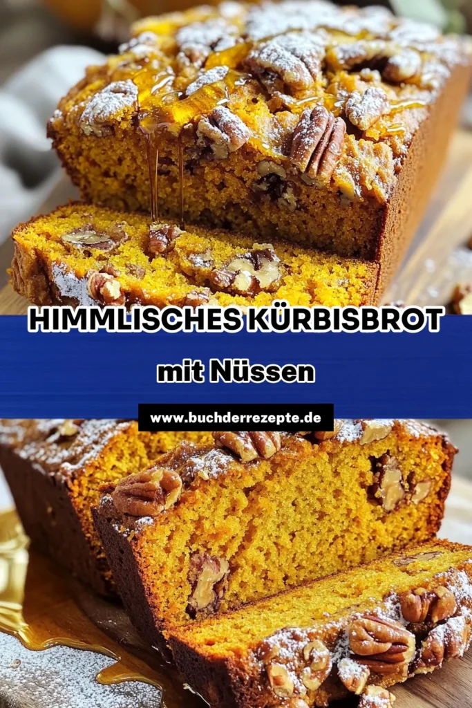 Genießen Sie diese köstliche Ahorn-Pekannuss-Kürbisbrot Rezept, das perfekt für den Herbst ist! Mit einer Kombination aus Kürbispüree, Ahornsirup, und knackigen Pekannüssen ist dieses Brot nicht nur leicht zuzubereiten, sondern auch unwiderstehlich lecker. Entdecken Sie die einzelnen Schritte und lassen Sie sich von unseren Präsentationstipps inspirieren. Klicken Sie jetzt, um Ihr neues Lieblingsrezept zu finden! #Kürbisbrot #Herbstrezepte #Backen #Ahornsirup